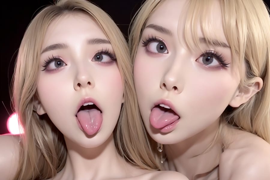 Tags: 21872187
<lora:mix4:0.64>, (clubbing:0.96), party, club, <lora:ahegao-x-v4:0.58>, ahegao face, pleasure, extremely detailed eyes, extremely detailed face, (photorealistic:1.02), sexy lips, double eyelids, eyelashes, pale skin, perky breasts, full body portrait, 4K, tall, (long slim legs:0.96), (thigh gap:0.95), blush, solo, (dramatic:1.09)
Negative prompt: paintings, anime, ugly, (worst quality:1.91)
Steps: 64, Sampler: DPM++ 2M Karras, CFG scale: 6.62, Seed: 3656309084, Size: 768x512, Model hash: fc2511737a, Model: chilloutmix_NiPrunedFp32Fix, Seed resize from: -1x-1, Denoising strength: 0.4, Version: v1.2.1, Hires upscale: 2.5, Hires steps: 48, Hires upscaler: ESRGAN_4x