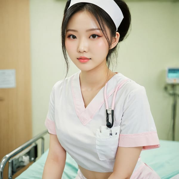 Tags: 21872187, SDXL
{"3": {"inputs": {"seed": 245719485559870, "steps": 64, "cfg": 6.46, "sampler_name": "dpmpp_2m", "scheduler": "karras", "denoise": 1.0, "model": ["27", 0], "positive": ["6", 0], "negative": ["7", 0], "latent_image": ["5", 0]}, "class_type": "KSampler"}, "4": {"inputs": {"ckpt_name": "juggernautxl.safetensors"}, "class_type": "CheckpointLoaderSimple"}, "5": {"inputs": {"width": 1024, "height": 1024, "batch_size": 1}, "class_type": "EmptyLatentImage"}, "6": {"inputs": {"text": "19 year old girl, (taiwanese:1.13), (seductive facial expression:1.10), (cute:1.03), (double eyelids:1.11), (eyelashes:0.96), (blush:1.14), (sexy lips:1.00), (seductive pose:1.09), (slim:1.13), (temptress:1.03), (pale skin:1.04), (detailed face:1.08), (perky ass:1.06), (exposed ass:1.07), (looking back:1.06), (sexy ass:1.03), (thigh gap:0.96), (nurse in uniform:1.12) working in a hospital ward, (skin fuzz:1.05), (portra:1.02), (natural looking skin:1.06), (film:1.03), (soft lighting:1.01), (RAW:1.05), (textured skin:1.05), (candid cinema:1.08), (detailed skin:1.00)", "clip": ["27", 1]}, "class_type": "CLIPTextEncode"}, "7": {"inputs": {"text": "(watermark:1.14), (twisted:1.13), (low resolution:1.10), (worst quality:1.06), (open mouth:1.09), (distorted:1.10), (bad hands:1.10)", "clip": ["27", 1]}, "class_type": "CLIPTextEncode"}, "8": {"inputs": {"samples": ["3", 0], "vae": ["4", 2]}, "class_type": "VAEDecode"}, "25": {"inputs": {"lora_name": "nudify_xl.safetensors", "strength_model": 0.04, "strength_clip": 0.26, "model": ["4", 0], "clip": ["4", 1]}, "class_type": "LoraLoader"}, "26": {"inputs": {"lora_name": "shirtlift_SDXL_v2.safetensors", "strength_model": 0.15, "strength_clip": 0.04, "model": ["25", 0], "clip": ["25", 1]}, "class_type": "LoraLoader"}, "27": {"inputs": {"lora_name": "PerfectEyesXL.safetensors", "strength_model": 0.0, "strength_clip": 0.12, "model": ["26", 0], "clip": ["26", 1]}, "class_type": "LoraLoader"}, "30": {"inputs": {"model_name": "4x_NMKD-Superscale-SP_178000_G.pth"}, "class_type": "UpscaleModelLoader"}, "31": {"inputs": {"upscale_model": ["30", 0], "image": ["8", 0]}, "class_type": "ImageUpscaleWithModel"}, "32": {"inputs": {"upscale_method": "lanczos", "scale_by": 0.5, "image": ["31", 0]}, "class_type": "ImageScaleBy"}, "33": {"inputs": {"pixels": ["32", 0], "vae": ["4", 2]}, "class_type": "VAEEncode"}, "34": {"inputs": {"seed": 245719485559870, "steps": 64, "cfg": 6.46, "sampler_name": "dpmpp_2m", "scheduler": "karras", "denoise": 0.3, "model": ["27", 0], "positive": ["6", 0], "negative": ["7", 0], "latent_image": ["33", 0]}, "class_type": "KSampler"}, "36": {"inputs": {"samples": ["34", 0], "vae": ["4", 2]}, "class_type": "VAEDecode"}, "39": {"inputs": {"filename_prefix": "comfyapi-1716283519667", "images": ["36", 0]}, "class_type": "SaveImage"}}