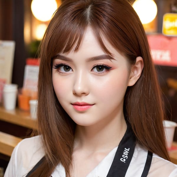 Tags: 21872187, SDXL
{"3": {"inputs": {"seed": 984830376130356, "steps": 64, "cfg": 7.12, "sampler_name": "dpmpp_2m", "scheduler": "karras", "denoise": 1.0, "model": ["27", 0], "positive": ["6", 0], "negative": ["7", 0], "latent_image": ["5", 0]}, "class_type": "KSampler"}, "4": {"inputs": {"ckpt_name": "juggernautXL_v8Rundiffusion.safetensors"}, "class_type": "CheckpointLoaderSimple"}, "5": {"inputs": {"width": 1024, "height": 1024, "batch_size": 1}, "class_type": "EmptyLatentImage"}, "6": {"inputs": {"text": "23 year old girl, (seductive pose:1.13), (seductive facial expression:1.01), (blush:1.14), (pale skin:1.04), (cute:1.01), (sexy lips:1.14), (temptress:1.14), (detailed face:1.05), (double eyelids:1.10), (beautiful eyes:1.01), (slim:1.01), (idol:1.02), (eyelashes:1.10), (perky ass:1.00), (exposed ass:1.08), (looking back:1.11), (sexy ass:1.12), (thigh gap:1.02), (a waitress in uniform:0.98) working at a restaurant, (film:1.06), (soft lighting:1.01), (skin fuzz:1.00), (textured skin:1.05), (detailed skin:1.02), (natural looking skin:1.08), (candid cinema:1.05), (portra:1.07), (RAW:1.09)", "clip": ["27", 1]}, "class_type": "CLIPTextEncode"}, "7": {"inputs": {"text": "(worst quality:1.12), (low resolution:1.13), (twisted:1.11), (watermark:1.08), (bad hands:1.14), (distorted:1.07), (open mouth:1.12)", "clip": ["27", 1]}, "class_type": "CLIPTextEncode"}, "8": {"inputs": {"samples": ["3", 0], "vae": ["4", 2]}, "class_type": "VAEDecode"}, "25": {"inputs": {"lora_name": "nudify_xl.safetensors", "strength_model": 0.15, "strength_clip": 0.29, "model": ["4", 0], "clip": ["4", 1]}, "class_type": "LoraLoader"}, "26": {"inputs": {"lora_name": "shirtlift_SDXL_v2.safetensors", "strength_model": 0.13, "strength_clip": 0.1, "model": ["25", 0], "clip": ["25", 1]}, "class_type": "LoraLoader"}, "27": {"inputs": {"lora_name": "PerfectEyesXL.safetensors", "strength_model": 0.06, "strength_clip": 0.16, "model": ["26", 0], "clip": ["26", 1]}, "class_type": "LoraLoader"}, "30": {"inputs": {"model_name": "4x_NMKD-Superscale-SP_178000_G.pth"}, "class_type": "UpscaleModelLoader"}, "31": {"inputs": {"upscale_model": ["30", 0], "image": ["8", 0]}, "class_type": "ImageUpscaleWithModel"}, "32": {"inputs": {"upscale_method": "lanczos", "scale_by": 0.5, "image": ["31", 0]}, "class_type": "ImageScaleBy"}, "33": {"inputs": {"pixels": ["32", 0], "vae": ["4", 2]}, "class_type": "VAEEncode"}, "34": {"inputs": {"seed": 984830376130356, "steps": 64, "cfg": 7.12, "sampler_name": "dpmpp_2m", "scheduler": "karras", "denoise": 0.3, "model": ["27", 0], "positive": ["6", 0], "negative": ["7", 0], "latent_image": ["33", 0]}, "class_type": "KSampler"}, "36": {"inputs": {"samples": ["34", 0], "vae": ["4", 2]}, "class_type": "VAEDecode"}, "39": {"inputs": {"filename_prefix": "comfyapi-1708077684773", "images": ["36", 0]}, "class_type": "SaveImage"}}