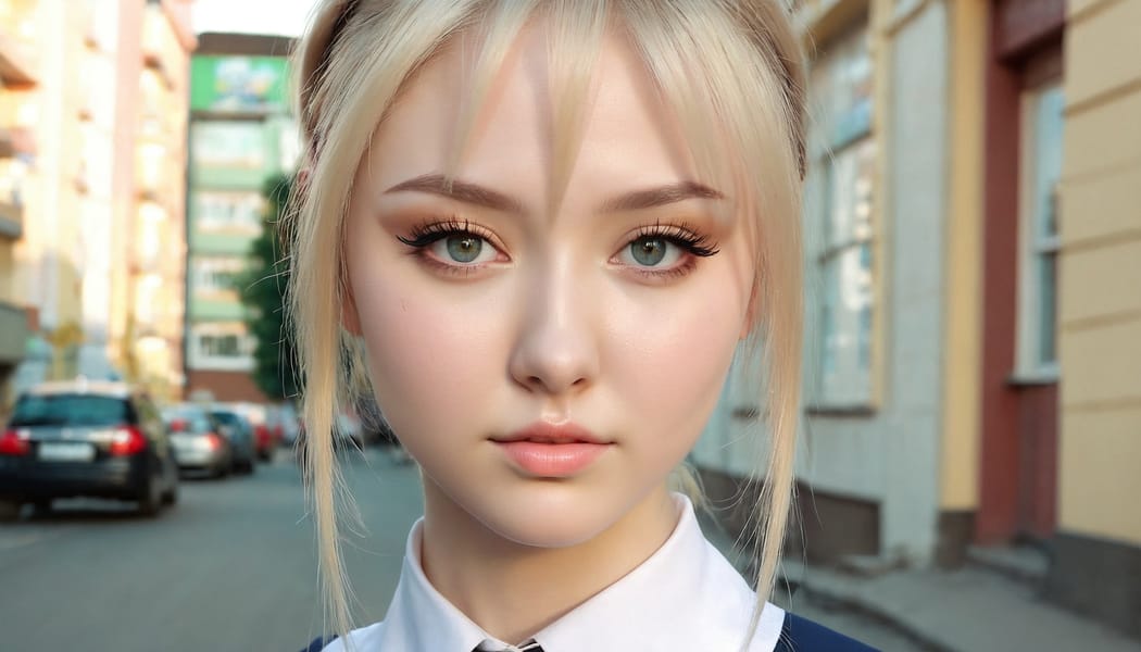 Tags: 21872187, SDXL
{"3": {"inputs": {"seed": 209312662321487, "steps": 64, "cfg": 7.28, "sampler_name": "dpmpp_2m", "scheduler": "karras", "denoise": 1.0, "model": ["27", 0], "positive": ["6", 0], "negative": ["7", 0], "latent_image": ["5", 0]}, "class_type": "KSampler"}, "4": {"inputs": {"ckpt_name": "juggernautxl.safetensors"}, "class_type": "CheckpointLoaderSimple"}, "5": {"inputs": {"width": 1344, "height": 768, "batch_size": 1}, "class_type": "EmptyLatentImage"}, "6": {"inputs": {"text": "23 year old girl, (russian:1.01), (ukrainian:0.99), (seductive facial expression:1.05), (detailed face:1.12), (idol:1.00), (double eyelids:1.14), (cute:1.06), (seductive pose:1.08), (pale skin:1.05), (temptress:1.02), (slim:1.09), (blush:0.99), (sexy lips:0.96), (beautiful eyes:0.97), (eyelashes:1.09), (in a seductive pose:1.00), (large perky breasts:1.13), (cleavage:1.13), (thigh gap:1.00), (school uniform:1.06), choker, busy street, (skin fuzz:1.08), (detailed skin:1.01), (natural looking skin:1.00), (soft lighting:1.09), (portra:1.02), (textured skin:1.00), (RAW:1.02), (candid cinema:1.02), (film:1.04)", "clip": ["27", 1]}, "class_type": "CLIPTextEncode"}, "7": {"inputs": {"text": "(twisted:1.13), (bad hands:1.11), (low resolution:1.13), (distorted:1.06), (watermark:1.05), (worst quality:1.06), (open mouth:1.07)", "clip": ["27", 1]}, "class_type": "CLIPTextEncode"}, "8": {"inputs": {"samples": ["3", 0], "vae": ["4", 2]}, "class_type": "VAEDecode"}, "25": {"inputs": {"lora_name": "nudify_xl.safetensors", "strength_model": 0.14, "strength_clip": 0.33, "model": ["4", 0], "clip": ["4", 1]}, "class_type": "LoraLoader"}, "26": {"inputs": {"lora_name": "shirtlift_SDXL_v2.safetensors", "strength_model": 0.17, "strength_clip": 0.16, "model": ["25", 0], "clip": ["25", 1]}, "class_type": "LoraLoader"}, "27": {"inputs": {"lora_name": "PerfectEyesXL.safetensors", "strength_model": 0.08, "strength_clip": 0.11, "model": ["26", 0], "clip": ["26", 1]}, "class_type": "LoraLoader"}, "30": {"inputs": {"model_name": "4x_NMKD-Superscale-SP_178000_G.pth"}, "class_type": "UpscaleModelLoader"}, "31": {"inputs": {"upscale_model": ["30", 0], "image": ["8", 0]}, "class_type": "ImageUpscaleWithModel"}, "32": {"inputs": {"upscale_method": "lanczos", "scale_by": 0.5, "image": ["31", 0]}, "class_type": "ImageScaleBy"}, "33": {"inputs": {"pixels": ["32", 0], "vae": ["4", 2]}, "class_type": "VAEEncode"}, "34": {"inputs": {"seed": 209312662321487, "steps": 64, "cfg": 7.28, "sampler_name": "dpmpp_2m", "scheduler": "karras", "denoise": 0.3, "model": ["27", 0], "positive": ["6", 0], "negative": ["7", 0], "latent_image": ["33", 0]}, "class_type": "KSampler"}, "36": {"inputs": {"samples": ["34", 0], "vae": ["4", 2]}, "class_type": "VAEDecode"}, "39": {"inputs": {"filename_prefix": "comfyapi-1727112185490", "images": ["36", 0]}, "class_type": "SaveImage"}}