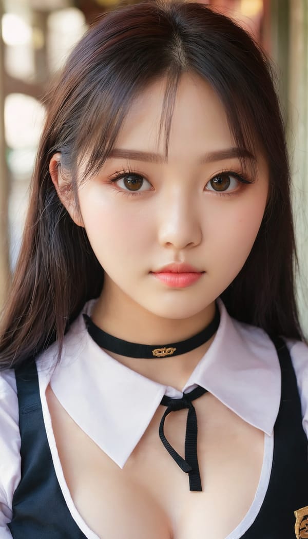 Tags: 21872187, SDXL
{"3": {"inputs": {"seed": 826246578459150, "steps": 64, "cfg": 6.13, "sampler_name": "dpmpp_2m", "scheduler": "karras", "denoise": 1.0, "model": ["27", 0], "positive": ["6", 0], "negative": ["7", 0], "latent_image": ["5", 0]}, "class_type": "KSampler"}, "4": {"inputs": {"ckpt_name": "juggernautxl.safetensors"}, "class_type": "CheckpointLoaderSimple"}, "5": {"inputs": {"width": 768, "height": 1344, "batch_size": 1}, "class_type": "EmptyLatentImage"}, "6": {"inputs": {"text": "24 year old girl, (double eyelids:1.09), (cute:0.96), (idol:1.13), (slim:1.12), (eyelashes:1.03), (beautiful eyes:1.00), (detailed face:1.02), (sexy lips:1.00), (blush:1.05), (pale skin:0.96), (temptress:1.03), (seductive facial expression:1.00), (in a seductive pose:0.99), (large perky breasts:1.10), (cleavage:0.98), (thigh gap:0.96), (school uniform:1.00), choker, busy street, (natural looking skin:1.04), (detailed skin:1.00), (candid cinema:1.01), (portra:1.07), (film:1.01), (textured skin:1.08), (soft lighting:1.00), (skin fuzz:1.07), (RAW:1.09)", "clip": ["27", 1]}, "class_type": "CLIPTextEncode"}, "7": {"inputs": {"text": "(bad hands:1.07), (watermark:1.13), (distorted:1.08), (low resolution:1.12), (open mouth:1.13), (twisted:1.13), (worst quality:1.06)", "clip": ["27", 1]}, "class_type": "CLIPTextEncode"}, "8": {"inputs": {"samples": ["3", 0], "vae": ["4", 2]}, "class_type": "VAEDecode"}, "25": {"inputs": {"lora_name": "nudify_xl.safetensors", "strength_model": 0.32, "strength_clip": 0.03, "model": ["4", 0], "clip": ["4", 1]}, "class_type": "LoraLoader"}, "26": {"inputs": {"lora_name": "shirtlift_SDXL_v2.safetensors", "strength_model": 0.08, "strength_clip": 0.15, "model": ["25", 0], "clip": ["25", 1]}, "class_type": "LoraLoader"}, "27": {"inputs": {"lora_name": "PerfectEyesXL.safetensors", "strength_model": 0.15, "strength_clip": 0.19, "model": ["26", 0], "clip": ["26", 1]}, "class_type": "LoraLoader"}, "30": {"inputs": {"model_name": "4x_NMKD-Superscale-SP_178000_G.pth"}, "class_type": "UpscaleModelLoader"}, "31": {"inputs": {"upscale_model": ["30", 0], "image": ["8", 0]}, "class_type": "ImageUpscaleWithModel"}, "32": {"inputs": {"upscale_method": "lanczos", "scale_by": 0.5, "image": ["31", 0]}, "class_type": "ImageScaleBy"}, "33": {"inputs": {"pixels": ["32", 0], "vae": ["4", 2]}, "class_type": "VAEEncode"}, "34": {"inputs": {"seed": 826246578459150, "steps": 64, "cfg": 6.13, "sampler_name": "dpmpp_2m", "scheduler": "karras", "denoise": 0.3, "model": ["27", 0], "positive": ["6", 0], "negative": ["7", 0], "latent_image": ["33", 0]}, "class_type": "KSampler"}, "36": {"inputs": {"samples": ["34", 0], "vae": ["4", 2]}, "class_type": "VAEDecode"}, "39": {"inputs": {"filename_prefix": "comfyapi-1724800547699", "images": ["36", 0]}, "class_type": "SaveImage"}}