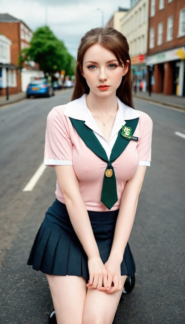 Tags: 21872187, SDXL
{"3": {"inputs": {"seed": 895056593639150, "steps": 64, "cfg": 7.85, "sampler_name": "dpmpp_2m", "scheduler": "karras", "denoise": 1.0, "model": ["27", 0], "positive": ["6", 0], "negative": ["7", 0], "latent_image": ["5", 0]}, "class_type": "KSampler"}, "4": {"inputs": {"ckpt_name": "leosamsHelloworldSDXL_helloworldSDXL32DPO.safetensors"}, "class_type": "CheckpointLoaderSimple"}, "5": {"inputs": {"width": 768, "height": 1344, "batch_size": 1}, "class_type": "EmptyLatentImage"}, "6": {"inputs": {"text": "28 year old girl, (irish:0.99), (eyelashes:0.99), (pale skin:1.11), (seductive facial expression:0.97), (blush:1.13), (slim:1.11), (seductive pose:1.05), (temptress:1.05), (idol:0.97), (beautiful eyes:1.02), (cute:1.00), (sexy lips:1.14), (double eyelids:1.11), (detailed face:1.01), (in a seductive pose:1.04), (large perky breasts:0.96), (cleavage:1.14), (thigh gap:1.07), (school uniform:1.02), choker, busy street, (natural looking skin:1.08), (skin fuzz:1.01), (RAW:1.01), (candid cinema:1.09), (soft lighting:1.02), (film:1.04), (detailed skin:1.02), (portra:1.09), (textured skin:1.06)", "clip": ["27", 1]}, "class_type": "CLIPTextEncode"}, "7": {"inputs": {"text": "(watermark:1.13), (open mouth:1.05), (worst quality:1.05), (twisted:1.07), (low resolution:1.11), (bad hands:1.11), (distorted:1.11)", "clip": ["27", 1]}, "class_type": "CLIPTextEncode"}, "8": {"inputs": {"samples": ["3", 0], "vae": ["4", 2]}, "class_type": "VAEDecode"}, "25": {"inputs": {"lora_name": "nudify_xl.safetensors", "strength_model": 0.05, "strength_clip": 0.1, "model": ["4", 0], "clip": ["4", 1]}, "class_type": "LoraLoader"}, "26": {"inputs": {"lora_name": "shirtlift_SDXL_v2.safetensors", "strength_model": 0.03, "strength_clip": 0.16, "model": ["25", 0], "clip": ["25", 1]}, "class_type": "LoraLoader"}, "27": {"inputs": {"lora_name": "PerfectEyesXL.safetensors", "strength_model": 0.03, "strength_clip": 0.09, "model": ["26", 0], "clip": ["26", 1]}, "class_type": "LoraLoader"}, "30": {"inputs": {"model_name": "4x_NMKD-Superscale-SP_178000_G.pth"}, "class_type": "UpscaleModelLoader"}, "31": {"inputs": {"upscale_model": ["30", 0], "image": ["8", 0]}, "class_type": "ImageUpscaleWithModel"}, "32": {"inputs": {"upscale_method": "lanczos", "scale_by": 0.5, "image": ["31", 0]}, "class_type": "ImageScaleBy"}, "33": {"inputs": {"pixels": ["32", 0], "vae": ["4", 2]}, "class_type": "VAEEncode"}, "34": {"inputs": {"seed": 895056593639150, "steps": 64, "cfg": 7.85, "sampler_name": "dpmpp_2m", "scheduler": "karras", "denoise": 0.3, "model": ["27", 0], "positive": ["6", 0], "negative": ["7", 0], "latent_image": ["33", 0]}, "class_type": "KSampler"}, "36": {"inputs": {"samples": ["34", 0], "vae": ["4", 2]}, "class_type": "VAEDecode"}, "39": {"inputs": {"filename_prefix": "comfyapi-1707677468097", "images": ["36", 0]}, "class_type": "SaveImage"}}