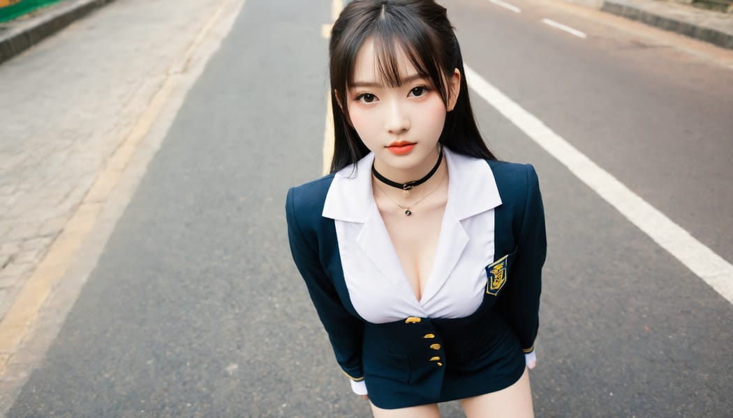 Tags: 21872187, SDXL
{"3": {"inputs": {"seed": 158003216685345, "steps": 32, "cfg": 6.86, "sampler_name": "dpmpp_2m", "scheduler": "karras", "denoise": 1.0, "model": ["27", 0], "positive": ["6", 0], "negative": ["7", 0], "latent_image": ["5", 0]}, "class_type": "KSampler"}, "4": {"inputs": {"ckpt_name": "helloworldxl.safetensors"}, "class_type": "CheckpointLoaderSimple"}, "5": {"inputs": {"width": 1344, "height": 768, "batch_size": 1}, "class_type": "EmptyLatentImage"}, "6": {"inputs": {"text": "23 year old girl, (taiwanese:1.06), (ukrainian:1.01), (chinese:1.13), (irish:1.02), (double eyelids:1.06), (sexy lips:1.01), (pale skin:1.06), (cute:0.97), (blush:1.14), (detailed face:0.98), (slim:1.06), (idol:1.08), (seductive facial expression:1.11), (beautiful eyes:0.99), (seductive pose:1.00), (temptress:1.09), (eyelashes:1.14), (perky ass:0.95), (exposed ass:1.01), (looking back:1.09), (sexy ass:0.99), (thigh gap:0.99), (school uniform:1.02), choker, busy street, (detailed skin:1.04), (natural looking skin:1.02), (portra:1.00), (RAW:1.00), (film:1.06), (skin fuzz:1.09), (soft lighting:1.07), (candid cinema:1.03), (textured skin:1.05)", "clip": ["27", 1]}, "class_type": "CLIPTextEncode"}, "7": {"inputs": {"text": "(distorted:1.14), (open mouth:1.07), (worst quality:1.05), (twisted:1.12), (watermark:1.09), (low resolution:1.06), (bad hands:1.14)", "clip": ["27", 1]}, "class_type": "CLIPTextEncode"}, "8": {"inputs": {"samples": ["3", 0], "vae": ["4", 2]}, "class_type": "VAEDecode"}, "25": {"inputs": {"lora_name": "nudify_xl.safetensors", "strength_model": 0.38, "strength_clip": 0.26, "model": ["4", 0], "clip": ["4", 1]}, "class_type": "LoraLoader"}, "26": {"inputs": {"lora_name": "shirtlift_SDXL_v2.safetensors", "strength_model": 0.02, "strength_clip": 0.09, "model": ["25", 0], "clip": ["25", 1]}, "class_type": "LoraLoader"}, "27": {"inputs": {"lora_name": "PerfectEyesXL.safetensors", "strength_model": 0.19, "strength_clip": 0.04, "model": ["26", 0], "clip": ["26", 1]}, "class_type": "LoraLoader"}, "30": {"inputs": {"model_name": "4x_NMKD-Superscale-SP_178000_G.pth"}, "class_type": "UpscaleModelLoader"}, "31": {"inputs": {"upscale_model": ["30", 0], "image": ["8", 0]}, "class_type": "ImageUpscaleWithModel"}, "32": {"inputs": {"upscale_method": "lanczos", "scale_by": 0.5, "image": ["31", 0]}, "class_type": "ImageScaleBy"}, "33": {"inputs": {"pixels": ["32", 0], "vae": ["4", 2]}, "class_type": "VAEEncode"}, "34": {"inputs": {"seed": 158003216685345, "steps": 32, "cfg": 6.86, "sampler_name": "dpmpp_2m", "scheduler": "karras", "denoise": 0.3, "model": ["27", 0], "positive": ["6", 0], "negative": ["7", 0], "latent_image": ["33", 0]}, "class_type": "KSampler"}, "36": {"inputs": {"samples": ["34", 0], "vae": ["4", 2]}, "class_type": "VAEDecode"}, "39": {"inputs": {"filename_prefix": "comfyapi-1723902368673", "images": ["36", 0]}, "class_type": "SaveImage"}}