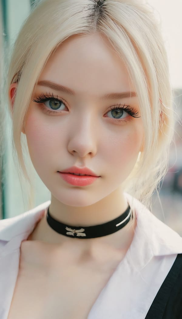 Tags: 21872187, SDXL
{"3": {"inputs": {"seed": 175602490321597, "steps": 32, "cfg": 6.55, "sampler_name": "dpmpp_2m", "scheduler": "karras", "denoise": 1.0, "model": ["27", 0], "positive": ["6", 0], "negative": ["7", 0], "latent_image": ["5", 0]}, "class_type": "KSampler"}, "4": {"inputs": {"ckpt_name": "juggernautxl.safetensors"}, "class_type": "CheckpointLoaderSimple"}, "5": {"inputs": {"width": 768, "height": 1344, "batch_size": 1}, "class_type": "EmptyLatentImage"}, "6": {"inputs": {"text": "21 year old girl, (pale skin:1.14), (blush:1.02), (sexy lips:1.12), (double eyelids:1.07), (cute:1.01), (eyelashes:1.11), (detailed face:1.12), (temptress:1.11), (beautiful eyes:0.97), (seductive facial expression:1.06), (slim:1.08), (in a seductive pose:1.12), (large perky breasts:0.98), (cleavage:1.04), (thigh gap:0.97), (school uniform:1.02), choker, busy street, (natural looking skin:1.04), (RAW:1.07), (textured skin:1.05), (detailed skin:1.04), (portra:1.06), (skin fuzz:1.03), (film:1.00), (candid cinema:1.03), (soft lighting:1.02)", "clip": ["27", 1]}, "class_type": "CLIPTextEncode"}, "7": {"inputs": {"text": "(distorted:1.08), (open mouth:1.12), (watermark:1.07), (twisted:1.07), (low resolution:1.14), (bad hands:1.12), (worst quality:1.13)", "clip": ["27", 1]}, "class_type": "CLIPTextEncode"}, "8": {"inputs": {"samples": ["3", 0], "vae": ["4", 2]}, "class_type": "VAEDecode"}, "25": {"inputs": {"lora_name": "nudify_xl.safetensors", "strength_model": 0.22, "strength_clip": 0.33, "model": ["4", 0], "clip": ["4", 1]}, "class_type": "LoraLoader"}, "26": {"inputs": {"lora_name": "shirtlift_SDXL_v2.safetensors", "strength_model": 0.17, "strength_clip": 0.14, "model": ["25", 0], "clip": ["25", 1]}, "class_type": "LoraLoader"}, "27": {"inputs": {"lora_name": "PerfectEyesXL.safetensors", "strength_model": 0.12, "strength_clip": 0.01, "model": ["26", 0], "clip": ["26", 1]}, "class_type": "LoraLoader"}, "30": {"inputs": {"model_name": "4x_NMKD-Superscale-SP_178000_G.pth"}, "class_type": "UpscaleModelLoader"}, "31": {"inputs": {"upscale_model": ["30", 0], "image": ["8", 0]}, "class_type": "ImageUpscaleWithModel"}, "32": {"inputs": {"upscale_method": "lanczos", "scale_by": 0.5, "image": ["31", 0]}, "class_type": "ImageScaleBy"}, "33": {"inputs": {"pixels": ["32", 0], "vae": ["4", 2]}, "class_type": "VAEEncode"}, "34": {"inputs": {"seed": 175602490321597, "steps": 32, "cfg": 6.55, "sampler_name": "dpmpp_2m", "scheduler": "karras", "denoise": 0.3, "model": ["27", 0], "positive": ["6", 0], "negative": ["7", 0], "latent_image": ["33", 0]}, "class_type": "KSampler"}, "36": {"inputs": {"samples": ["34", 0], "vae": ["4", 2]}, "class_type": "VAEDecode"}, "39": {"inputs": {"filename_prefix": "comfyapi-1726031180639", "images": ["36", 0]}, "class_type": "SaveImage"}}