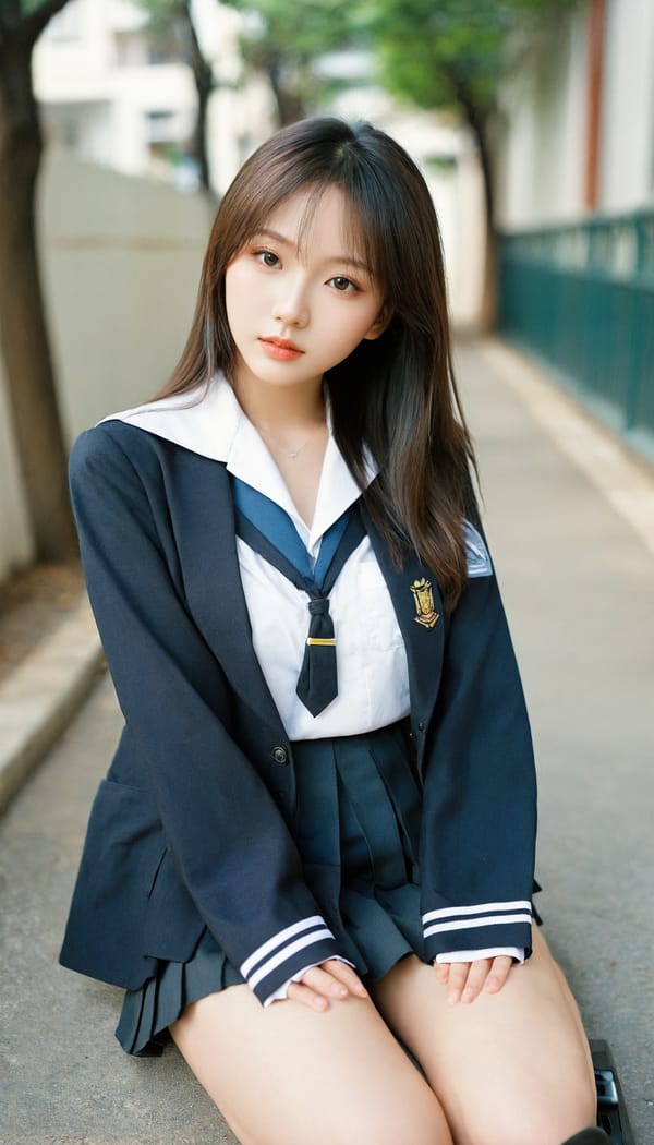 Tags: 21872187, SDXL
{"3": {"inputs": {"seed": 731854678105248, "steps": 32, "cfg": 6.99, "sampler_name": "dpmpp_2m", "scheduler": "karras", "denoise": 1.0, "model": ["27", 0], "positive": ["6", 0], "negative": ["7", 0], "latent_image": ["5", 0]}, "class_type": "KSampler"}, "4": {"inputs": {"ckpt_name": "leosamsHelloworldSDXL_helloworldSDXL32DPO.safetensors"}, "class_type": "CheckpointLoaderSimple"}, "5": {"inputs": {"width": 768, "height": 1344, "batch_size": 1}, "class_type": "EmptyLatentImage"}, "6": {"inputs": {"text": "20 year old girl, (taiwanese:0.98), (japanese:1.00), (russian:1.03), (korean:1.02), (pale skin:0.95), (idol:0.96), (double eyelids:1.08), (seductive facial expression:0.98), (detailed face:0.99), (slim:1.03), (cute:1.01), (temptress:1.07), (seductive pose:1.07), (blush:1.05), (sexy lips:1.00), (beautiful eyes:1.11), (eyelashes:1.09), (in a seductive pose:1.12), (large perky breasts:0.95), (cleavage:1.08), (thigh gap:0.95), (school uniform:1.13), choker, busy street, (textured skin:1.07), (skin fuzz:1.01), (film:1.09), (portra:1.06), (soft lighting:1.02), (natural looking skin:1.06), (candid cinema:1.01), (RAW:1.00), (detailed skin:1.00)", "clip": ["27", 1]}, "class_type": "CLIPTextEncode"}, "7": {"inputs": {"text": "(worst quality:1.05), (open mouth:1.10), (watermark:1.06), (bad hands:1.12), (twisted:1.09), (distorted:1.08), (low resolution:1.09)", "clip": ["27", 1]}, "class_type": "CLIPTextEncode"}, "8": {"inputs": {"samples": ["3", 0], "vae": ["4", 2]}, "class_type": "VAEDecode"}, "25": {"inputs": {"lora_name": "nudify_xl.safetensors", "strength_model": 0.34, "strength_clip": 0.0, "model": ["4", 0], "clip": ["4", 1]}, "class_type": "LoraLoader"}, "26": {"inputs": {"lora_name": "shirtlift_SDXL_v2.safetensors", "strength_model": 0.04, "strength_clip": 0.09, "model": ["25", 0], "clip": ["25", 1]}, "class_type": "LoraLoader"}, "27": {"inputs": {"lora_name": "PerfectEyesXL.safetensors", "strength_model": 0.03, "strength_clip": 0.04, "model": ["26", 0], "clip": ["26", 1]}, "class_type": "LoraLoader"}, "30": {"inputs": {"model_name": "4x_NMKD-Superscale-SP_178000_G.pth"}, "class_type": "UpscaleModelLoader"}, "31": {"inputs": {"upscale_model": ["30", 0], "image": ["8", 0]}, "class_type": "ImageUpscaleWithModel"}, "32": {"inputs": {"upscale_method": "lanczos", "scale_by": 0.5, "image": ["31", 0]}, "class_type": "ImageScaleBy"}, "33": {"inputs": {"pixels": ["32", 0], "vae": ["4", 2]}, "class_type": "VAEEncode"}, "34": {"inputs": {"seed": 731854678105248, "steps": 32, "cfg": 6.99, "sampler_name": "dpmpp_2m", "scheduler": "karras", "denoise": 0.3, "model": ["27", 0], "positive": ["6", 0], "negative": ["7", 0], "latent_image": ["33", 0]}, "class_type": "KSampler"}, "36": {"inputs": {"samples": ["34", 0], "vae": ["4", 2]}, "class_type": "VAEDecode"}, "39": {"inputs": {"filename_prefix": "comfyapi-1707350386558", "images": ["36", 0]}, "class_type": "SaveImage"}}