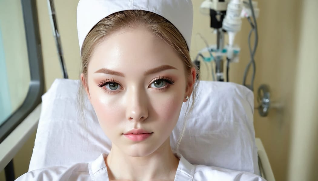 Tags: 21872187, SDXL
{"3": {"inputs": {"seed": 341748466266096, "steps": 32, "cfg": 7.69, "sampler_name": "dpmpp_2m", "scheduler": "karras", "denoise": 1.0, "model": ["27", 0], "positive": ["6", 0], "negative": ["7", 0], "latent_image": ["5", 0]}, "class_type": "KSampler"}, "4": {"inputs": {"ckpt_name": "juggernautxl.safetensors"}, "class_type": "CheckpointLoaderSimple"}, "5": {"inputs": {"width": 1344, "height": 768, "batch_size": 1}, "class_type": "EmptyLatentImage"}, "6": {"inputs": {"text": "20 year old girl, (seductive facial expression:1.12), (seductive pose:1.01), (beautiful eyes:1.04), (eyelashes:1.12), (pale skin:0.96), (sexy lips:1.09), (double eyelids:1.10), (blush:1.13), (cute:0.95), (detailed face:0.99), (slim:1.05), (temptress:1.02), (idol:1.07), (perky ass:1.00), (exposed ass:1.07), (looking back:1.01), (sexy ass:1.04), (thigh gap:1.02), (nurse in uniform:0.98) working in a hospital ward, (candid cinema:1.03), (film:1.02), (soft lighting:1.09), (textured skin:1.06), (RAW:1.03), (portra:1.07), (skin fuzz:1.07), (natural looking skin:1.07), (detailed skin:1.06)", "clip": ["27", 1]}, "class_type": "CLIPTextEncode"}, "7": {"inputs": {"text": "(twisted:1.13), (worst quality:1.06), (watermark:1.08), (distorted:1.05), (bad hands:1.12), (open mouth:1.14), (low resolution:1.10)", "clip": ["27", 1]}, "class_type": "CLIPTextEncode"}, "8": {"inputs": {"samples": ["3", 0], "vae": ["4", 2]}, "class_type": "VAEDecode"}, "25": {"inputs": {"lora_name": "nudify_xl.safetensors", "strength_model": 0.0, "strength_clip": 0.15, "model": ["4", 0], "clip": ["4", 1]}, "class_type": "LoraLoader"}, "26": {"inputs": {"lora_name": "shirtlift_SDXL_v2.safetensors", "strength_model": 0.17, "strength_clip": 0.19, "model": ["25", 0], "clip": ["25", 1]}, "class_type": "LoraLoader"}, "27": {"inputs": {"lora_name": "PerfectEyesXL.safetensors", "strength_model": 0.13, "strength_clip": 0.08, "model": ["26", 0], "clip": ["26", 1]}, "class_type": "LoraLoader"}, "30": {"inputs": {"model_name": "4x_NMKD-Superscale-SP_178000_G.pth"}, "class_type": "UpscaleModelLoader"}, "31": {"inputs": {"upscale_model": ["30", 0], "image": ["8", 0]}, "class_type": "ImageUpscaleWithModel"}, "32": {"inputs": {"upscale_method": "lanczos", "scale_by": 0.5, "image": ["31", 0]}, "class_type": "ImageScaleBy"}, "33": {"inputs": {"pixels": ["32", 0], "vae": ["4", 2]}, "class_type": "VAEEncode"}, "34": {"inputs": {"seed": 341748466266096, "steps": 32, "cfg": 7.69, "sampler_name": "dpmpp_2m", "scheduler": "karras", "denoise": 0.3, "model": ["27", 0], "positive": ["6", 0], "negative": ["7", 0], "latent_image": ["33", 0]}, "class_type": "KSampler"}, "36": {"inputs": {"samples": ["34", 0], "vae": ["4", 2]}, "class_type": "VAEDecode"}, "39": {"inputs": {"filename_prefix": "comfyapi-1716829479125", "images": ["36", 0]}, "class_type": "SaveImage"}}