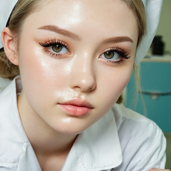 Tags: 21872187, SDXL
{"3": {"inputs": {"seed": 942511182445991, "steps": 64, "cfg": 7.33, "sampler_name": "dpmpp_2m", "scheduler": "karras", "denoise": 1.0, "model": ["27", 0], "positive": ["6", 0], "negative": ["7", 0], "latent_image": ["5", 0]}, "class_type": "KSampler"}, "4": {"inputs": {"ckpt_name": "juggernautxl.safetensors"}, "class_type": "CheckpointLoaderSimple"}, "5": {"inputs": {"width": 1024, "height": 1024, "batch_size": 1}, "class_type": "EmptyLatentImage"}, "6": {"inputs": {"text": "19 year old girl, (russian:1.10), (ukrainian:1.06), (irish:1.07), (japanese:1.13), (eyelashes:1.11), (beautiful eyes:1.13), (sexy lips:0.98), (pale skin:1.01), (idol:0.97), (seductive facial expression:1.13), (double eyelids:1.07), (blush:1.08), (temptress:1.14), (slim:0.98), (seductive pose:0.96), (cute:1.09), (detailed face:1.05), (on all fours:1.14), (spreading ass cheeks:0.96), (from behind:1.11), (backboob:1.11), (nurse in uniform:1.04) working in a hospital ward, (RAW:1.09), (textured skin:1.09), (film:1.01), (candid cinema:1.02), (skin fuzz:1.09), (portra:1.09), (detailed skin:1.00), (soft lighting:1.04), (natural looking skin:1.04)", "clip": ["27", 1]}, "class_type": "CLIPTextEncode"}, "7": {"inputs": {"text": "(low resolution:1.06), (watermark:1.09), (open mouth:1.10), (worst quality:1.11), (twisted:1.07), (distorted:1.08), (bad hands:1.14)", "clip": ["27", 1]}, "class_type": "CLIPTextEncode"}, "8": {"inputs": {"samples": ["3", 0], "vae": ["4", 2]}, "class_type": "VAEDecode"}, "25": {"inputs": {"lora_name": "nudify_xl.safetensors", "strength_model": 0.36, "strength_clip": 0.15, "model": ["4", 0], "clip": ["4", 1]}, "class_type": "LoraLoader"}, "26": {"inputs": {"lora_name": "shirtlift_SDXL_v2.safetensors", "strength_model": 0.05, "strength_clip": 0.05, "model": ["25", 0], "clip": ["25", 1]}, "class_type": "LoraLoader"}, "27": {"inputs": {"lora_name": "PerfectEyesXL.safetensors", "strength_model": 0.06, "strength_clip": 0.03, "model": ["26", 0], "clip": ["26", 1]}, "class_type": "LoraLoader"}, "30": {"inputs": {"model_name": "4x_NMKD-Superscale-SP_178000_G.pth"}, "class_type": "UpscaleModelLoader"}, "31": {"inputs": {"upscale_model": ["30", 0], "image": ["8", 0]}, "class_type": "ImageUpscaleWithModel"}, "32": {"inputs": {"upscale_method": "lanczos", "scale_by": 0.5, "image": ["31", 0]}, "class_type": "ImageScaleBy"}, "33": {"inputs": {"pixels": ["32", 0], "vae": ["4", 2]}, "class_type": "VAEEncode"}, "34": {"inputs": {"seed": 942511182445991, "steps": 64, "cfg": 7.33, "sampler_name": "dpmpp_2m", "scheduler": "karras", "denoise": 0.3, "model": ["27", 0], "positive": ["6", 0], "negative": ["7", 0], "latent_image": ["33", 0]}, "class_type": "KSampler"}, "36": {"inputs": {"samples": ["34", 0], "vae": ["4", 2]}, "class_type": "VAEDecode"}, "39": {"inputs": {"filename_prefix": "comfyapi-1717157938460", "images": ["36", 0]}, "class_type": "SaveImage"}}