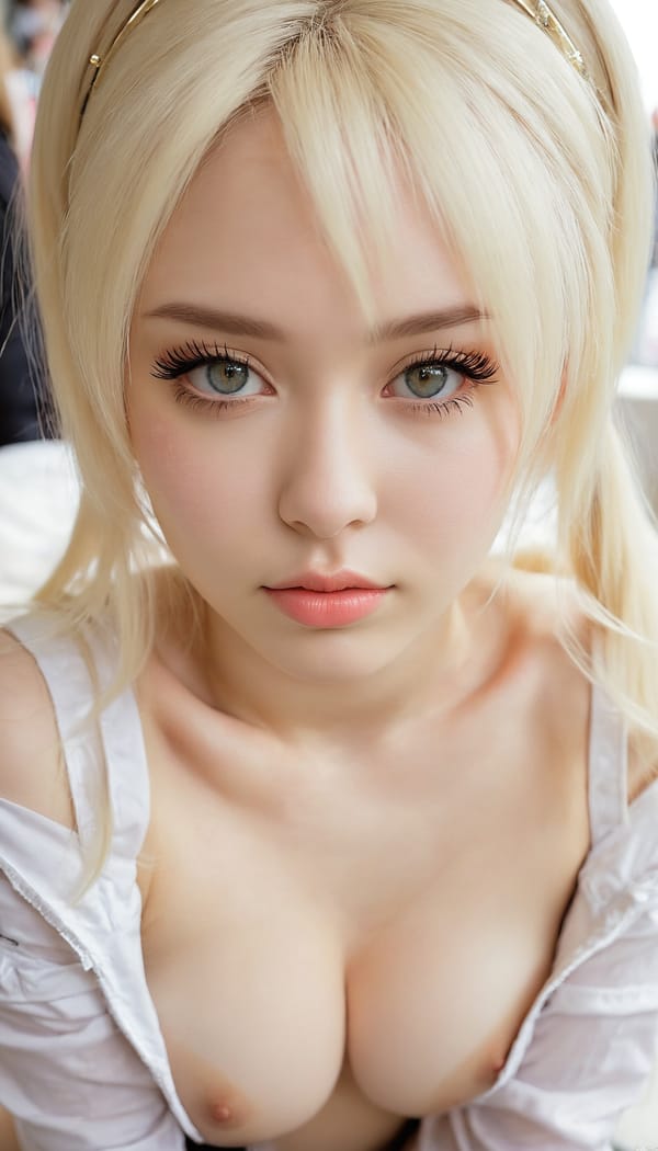 Tags: 21872187, SDXL
{"3": {"inputs": {"seed": 886511624299094, "steps": 32, "cfg": 5.62, "sampler_name": "dpmpp_2m", "scheduler": "karras", "denoise": 1.0, "model": ["27", 0], "positive": ["6", 0], "negative": ["7", 0], "latent_image": ["5", 0]}, "class_type": "KSampler"}, "4": {"inputs": {"ckpt_name": "juggernautxl.safetensors"}, "class_type": "CheckpointLoaderSimple"}, "5": {"inputs": {"width": 768, "height": 1344, "batch_size": 1}, "class_type": "EmptyLatentImage"}, "6": {"inputs": {"text": "21 year old girl, (russian:1.14), (seductive facial expression:1.06), (seductive pose:0.96), (beautiful eyes:1.01), (idol:1.02), (cute:1.04), (eyelashes:1.03), (pale skin:1.13), (double eyelids:1.01), (temptress:0.97), (sexy lips:1.13), (blush:0.95), (detailed face:1.02), (slim:0.95), (on all fours:1.12), (spreading ass cheeks:1.09), (from behind:1.13), (backboob:1.09), (in a cosplay:1.01) at comiket posing for camera, (portra:1.09), (film:1.04), (natural looking skin:1.00), (textured skin:1.01), (detailed skin:1.05), (soft lighting:1.07), (RAW:1.01), (candid cinema:1.02), (skin fuzz:1.07)", "clip": ["27", 1]}, "class_type": "CLIPTextEncode"}, "7": {"inputs": {"text": "(open mouth:1.06), (distorted:1.12), (twisted:1.13), (worst quality:1.05), (watermark:1.10), (bad hands:1.08), (low resolution:1.05)", "clip": ["27", 1]}, "class_type": "CLIPTextEncode"}, "8": {"inputs": {"samples": ["3", 0], "vae": ["4", 2]}, "class_type": "VAEDecode"}, "25": {"inputs": {"lora_name": "nudify_xl.safetensors", "strength_model": 0.37, "strength_clip": 0.12, "model": ["4", 0], "clip": ["4", 1]}, "class_type": "LoraLoader"}, "26": {"inputs": {"lora_name": "shirtlift_SDXL_v2.safetensors", "strength_model": 0.08, "strength_clip": 0.16, "model": ["25", 0], "clip": ["25", 1]}, "class_type": "LoraLoader"}, "27": {"inputs": {"lora_name": "PerfectEyesXL.safetensors", "strength_model": 0.16, "strength_clip": 0.07, "model": ["26", 0], "clip": ["26", 1]}, "class_type": "LoraLoader"}, "30": {"inputs": {"model_name": "4x_NMKD-Superscale-SP_178000_G.pth"}, "class_type": "UpscaleModelLoader"}, "31": {"inputs": {"upscale_model": ["30", 0], "image": ["8", 0]}, "class_type": "ImageUpscaleWithModel"}, "32": {"inputs": {"upscale_method": "lanczos", "scale_by": 0.5, "image": ["31", 0]}, "class_type": "ImageScaleBy"}, "33": {"inputs": {"pixels": ["32", 0], "vae": ["4", 2]}, "class_type": "VAEEncode"}, "34": {"inputs": {"seed": 886511624299094, "steps": 32, "cfg": 5.62, "sampler_name": "dpmpp_2m", "scheduler": "karras", "denoise": 0.3, "model": ["27", 0], "positive": ["6", 0], "negative": ["7", 0], "latent_image": ["33", 0]}, "class_type": "KSampler"}, "36": {"inputs": {"samples": ["34", 0], "vae": ["4", 2]}, "class_type": "VAEDecode"}, "39": {"inputs": {"filename_prefix": "comfyapi-1716199459959", "images": ["36", 0]}, "class_type": "SaveImage"}}