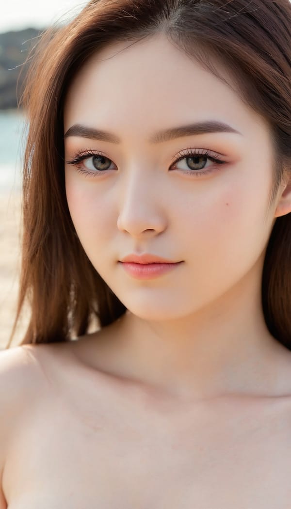 Tags: 21872187, SDXL
{"3": {"inputs": {"seed": 120203743129048, "steps": 64, "cfg": 5.84, "sampler_name": "dpmpp_2m", "scheduler": "karras", "denoise": 1.0, "model": ["27", 0], "positive": ["6", 0], "negative": ["7", 0], "latent_image": ["5", 0]}, "class_type": "KSampler"}, "4": {"inputs": {"ckpt_name": "juggernautXL_v8Rundiffusion.safetensors"}, "class_type": "CheckpointLoaderSimple"}, "5": {"inputs": {"width": 768, "height": 1344, "batch_size": 1}, "class_type": "EmptyLatentImage"}, "6": {"inputs": {"text": "20 year old girl, (japanese:0.98), (ukrainian:0.95), (double eyelids:0.96), (slim:0.95), (cute:1.04), (blush:1.03), (sexy lips:1.05), (eyelashes:1.06), (seductive pose:1.00), (seductive facial expression:0.95), (detailed face:0.99), (temptress:1.07), (pale skin:1.08), (beautiful eyes:1.05), (idol:0.97), (perky ass:1.14), (exposed ass:1.07), (looking back:1.04), (sexy ass:1.09), (thigh gap:0.97), strolling (nude:1.01) at a beach, (skin fuzz:1.02), (textured skin:1.06), (film:1.03), (portra:1.01), (candid cinema:1.00), (soft lighting:1.00), (natural looking skin:1.05), (RAW:1.00), (detailed skin:1.08)", "clip": ["27", 1]}, "class_type": "CLIPTextEncode"}, "7": {"inputs": {"text": "(low resolution:1.12), (watermark:1.07), (twisted:1.13), (bad hands:1.07), (distorted:1.10), (worst quality:1.12), (open mouth:1.12)", "clip": ["27", 1]}, "class_type": "CLIPTextEncode"}, "8": {"inputs": {"samples": ["3", 0], "vae": ["4", 2]}, "class_type": "VAEDecode"}, "25": {"inputs": {"lora_name": "nudify_xl.safetensors", "strength_model": 0.08, "strength_clip": 0.21, "model": ["4", 0], "clip": ["4", 1]}, "class_type": "LoraLoader"}, "26": {"inputs": {"lora_name": "shirtlift_SDXL_v2.safetensors", "strength_model": 0.18, "strength_clip": 0.16, "model": ["25", 0], "clip": ["25", 1]}, "class_type": "LoraLoader"}, "27": {"inputs": {"lora_name": "PerfectEyesXL.safetensors", "strength_model": 0.09, "strength_clip": 0.17, "model": ["26", 0], "clip": ["26", 1]}, "class_type": "LoraLoader"}, "30": {"inputs": {"model_name": "4x_NMKD-Superscale-SP_178000_G.pth"}, "class_type": "UpscaleModelLoader"}, "31": {"inputs": {"upscale_model": ["30", 0], "image": ["8", 0]}, "class_type": "ImageUpscaleWithModel"}, "32": {"inputs": {"upscale_method": "lanczos", "scale_by": 0.5, "image": ["31", 0]}, "class_type": "ImageScaleBy"}, "33": {"inputs": {"pixels": ["32", 0], "vae": ["4", 2]}, "class_type": "VAEEncode"}, "34": {"inputs": {"seed": 120203743129048, "steps": 64, "cfg": 5.84, "sampler_name": "dpmpp_2m", "scheduler": "karras", "denoise": 0.3, "model": ["27", 0], "positive": ["6", 0], "negative": ["7", 0], "latent_image": ["33", 0]}, "class_type": "KSampler"}, "36": {"inputs": {"samples": ["34", 0], "vae": ["4", 2]}, "class_type": "VAEDecode"}, "39": {"inputs": {"filename_prefix": "comfyapi-1707596519103", "images": ["36", 0]}, "class_type": "SaveImage"}}