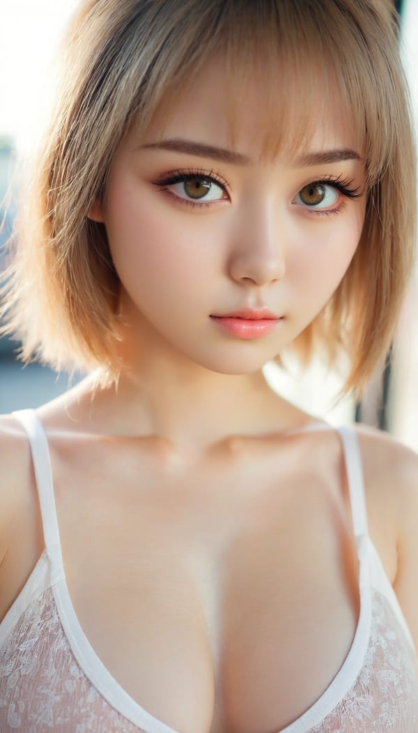 Tags: 21872187, SDXL
{"3": {"inputs": {"seed": 816895905424124, "steps": 64, "cfg": 7.33, "sampler_name": "dpmpp_2m", "scheduler": "karras", "denoise": 1.0, "model": ["27", 0], "positive": ["6", 0], "negative": ["7", 0], "latent_image": ["5", 0]}, "class_type": "KSampler"}, "4": {"inputs": {"ckpt_name": "juggernautxl.safetensors"}, "class_type": "CheckpointLoaderSimple"}, "5": {"inputs": {"width": 768, "height": 1344, "batch_size": 1}, "class_type": "EmptyLatentImage"}, "6": {"inputs": {"text": "18 year old girl, (russian:1.00), (japanese:1.09), (ukrainian:1.12), (beautiful eyes:1.00), (cute:0.97), (idol:0.98), (double eyelids:1.13), (detailed face:1.00), (seductive pose:1.09), (seductive facial expression:1.10), (pale skin:0.99), (eyelashes:1.07), (blush:0.95), (slim:0.95), (temptress:1.09), (in a seductive pose:1.03), (large perky breasts:0.96), (cleavage:0.97), (thigh gap:0.97), (white tanktop:0.97), busy street, (textured skin:1.05), (film:1.09), (skin fuzz:1.08), (soft lighting:1.04), (portra:1.08), (RAW:1.07), (detailed skin:1.08), (natural looking skin:1.06)", "clip": ["27", 1]}, "class_type": "CLIPTextEncode"}, "7": {"inputs": {"text": "(twisted:1.14), (low resolution:1.14), (open mouth:1.09), (bad hands:1.08), (distorted:1.06), (worst quality:1.09), (watermark:1.11)", "clip": ["27", 1]}, "class_type": "CLIPTextEncode"}, "8": {"inputs": {"samples": ["3", 0], "vae": ["4", 2]}, "class_type": "VAEDecode"}, "25": {"inputs": {"lora_name": "nudify_xl.safetensors", "strength_model": 0.39, "strength_clip": 0.21, "model": ["4", 0], "clip": ["4", 1]}, "class_type": "LoraLoader"}, "26": {"inputs": {"lora_name": "shirtlift_SDXL_v2.safetensors", "strength_model": 0.06, "strength_clip": 0.01, "model": ["25", 0], "clip": ["25", 1]}, "class_type": "LoraLoader"}, "27": {"inputs": {"lora_name": "PerfectEyesXL.safetensors", "strength_model": 0.14, "strength_clip": 0.1, "model": ["26", 0], "clip": ["26", 1]}, "class_type": "LoraLoader"}, "30": {"inputs": {"model_name": "4x_NMKD-Superscale-SP_178000_G.pth"}, "class_type": "UpscaleModelLoader"}, "31": {"inputs": {"upscale_model": ["30", 0], "image": ["8", 0]}, "class_type": "ImageUpscaleWithModel"}, "32": {"inputs": {"upscale_method": "lanczos", "scale_by": 0.5, "image": ["31", 0]}, "class_type": "ImageScaleBy"}, "33": {"inputs": {"pixels": ["32", 0], "vae": ["4", 2]}, "class_type": "VAEEncode"}, "34": {"inputs": {"seed": 816895905424124, "steps": 64, "cfg": 7.33, "sampler_name": "dpmpp_2m", "scheduler": "karras", "denoise": 0.3, "model": ["27", 0], "positive": ["6", 0], "negative": ["7", 0], "latent_image": ["33", 0]}, "class_type": "KSampler"}, "36": {"inputs": {"samples": ["34", 0], "vae": ["4", 2]}, "class_type": "VAEDecode"}, "39": {"inputs": {"filename_prefix": "comfyapi-1716836838829", "images": ["36", 0]}, "class_type": "SaveImage"}}