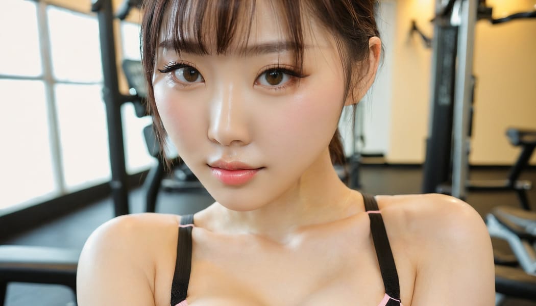 Tags: 21872187, SDXL
{"3": {"inputs": {"seed": 376427677536406, "steps": 32, "cfg": 6.64, "sampler_name": "dpmpp_2m", "scheduler": "karras", "denoise": 1.0, "model": ["27", 0], "positive": ["6", 0], "negative": ["7", 0], "latent_image": ["5", 0]}, "class_type": "KSampler"}, "4": {"inputs": {"ckpt_name": "juggernautxl.safetensors"}, "class_type": "CheckpointLoaderSimple"}, "5": {"inputs": {"width": 1344, "height": 768, "batch_size": 1}, "class_type": "EmptyLatentImage"}, "6": {"inputs": {"text": "28 year old girl, (taiwanese:1.01), (korean:0.95), (japanese:1.12), (slim:0.98), (detailed face:0.98), (seductive facial expression:1.05), (blush:0.95), (beautiful eyes:1.04), (sexy lips:1.03), (seductive pose:0.95), (temptress:1.05), (double eyelids:1.08), (eyelashes:0.99), (cute:1.08), (idol:1.14), (pale skin:1.04), (in a seductive pose:1.04), (large perky breasts:0.99), (cleavage:1.08), (thigh gap:1.04), (in skimpy gym outfit:0.97) at a gym, (soft lighting:1.05), (detailed skin:1.08), (RAW:1.02), (film:1.07), (textured skin:1.06), (portra:1.06), (skin fuzz:1.06), (candid cinema:1.01), (natural looking skin:1.06)", "clip": ["27", 1]}, "class_type": "CLIPTextEncode"}, "7": {"inputs": {"text": "(twisted:1.07), (bad hands:1.12), (watermark:1.12), (open mouth:1.07), (worst quality:1.06), (low resolution:1.09), (distorted:1.14)", "clip": ["27", 1]}, "class_type": "CLIPTextEncode"}, "8": {"inputs": {"samples": ["3", 0], "vae": ["4", 2]}, "class_type": "VAEDecode"}, "25": {"inputs": {"lora_name": "nudify_xl.safetensors", "strength_model": 0.05, "strength_clip": 0.26, "model": ["4", 0], "clip": ["4", 1]}, "class_type": "LoraLoader"}, "26": {"inputs": {"lora_name": "shirtlift_SDXL_v2.safetensors", "strength_model": 0.05, "strength_clip": 0.11, "model": ["25", 0], "clip": ["25", 1]}, "class_type": "LoraLoader"}, "27": {"inputs": {"lora_name": "PerfectEyesXL.safetensors", "strength_model": 0.09, "strength_clip": 0.04, "model": ["26", 0], "clip": ["26", 1]}, "class_type": "LoraLoader"}, "30": {"inputs": {"model_name": "4x_NMKD-Superscale-SP_178000_G.pth"}, "class_type": "UpscaleModelLoader"}, "31": {"inputs": {"upscale_model": ["30", 0], "image": ["8", 0]}, "class_type": "ImageUpscaleWithModel"}, "32": {"inputs": {"upscale_method": "lanczos", "scale_by": 0.5, "image": ["31", 0]}, "class_type": "ImageScaleBy"}, "33": {"inputs": {"pixels": ["32", 0], "vae": ["4", 2]}, "class_type": "VAEEncode"}, "34": {"inputs": {"seed": 376427677536406, "steps": 32, "cfg": 6.64, "sampler_name": "dpmpp_2m", "scheduler": "karras", "denoise": 0.3, "model": ["27", 0], "positive": ["6", 0], "negative": ["7", 0], "latent_image": ["33", 0]}, "class_type": "KSampler"}, "36": {"inputs": {"samples": ["34", 0], "vae": ["4", 2]}, "class_type": "VAEDecode"}, "39": {"inputs": {"filename_prefix": "comfyapi-1726597581273", "images": ["36", 0]}, "class_type": "SaveImage"}}