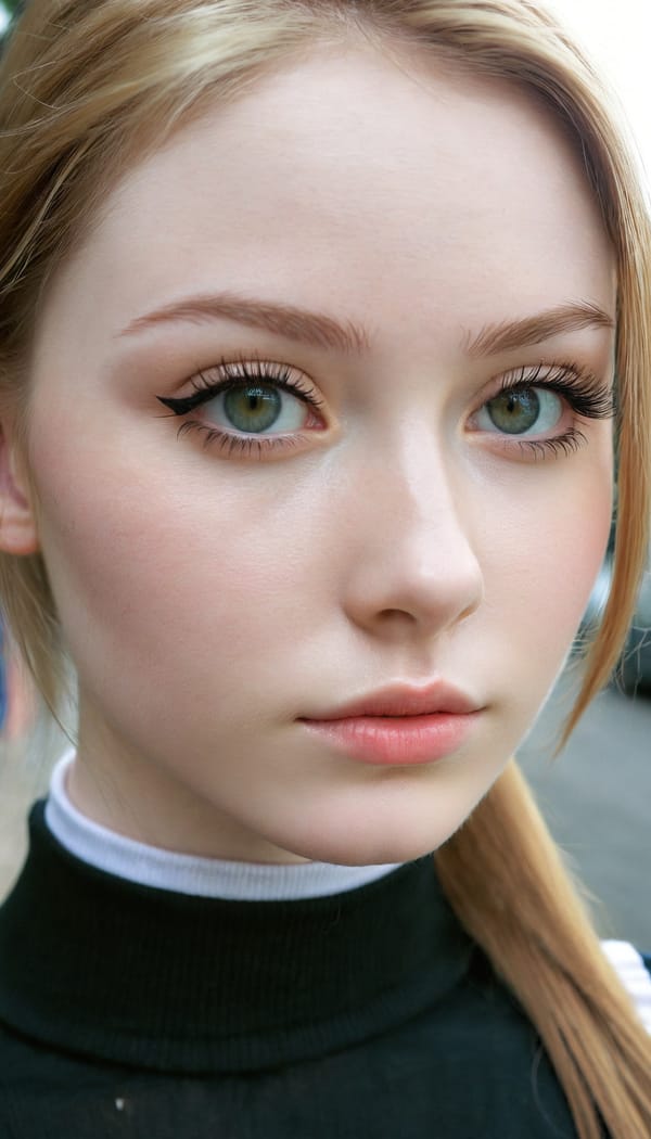 Tags: 21872187, SDXL
{"3": {"inputs": {"seed": 985148278946444, "steps": 64, "cfg": 7.35, "sampler_name": "dpmpp_2m", "scheduler": "karras", "denoise": 1.0, "model": ["27", 0], "positive": ["6", 0], "negative": ["7", 0], "latent_image": ["5", 0]}, "class_type": "KSampler"}, "4": {"inputs": {"ckpt_name": "juggernautxl.safetensors"}, "class_type": "CheckpointLoaderSimple"}, "5": {"inputs": {"width": 768, "height": 1344, "batch_size": 1}, "class_type": "EmptyLatentImage"}, "6": {"inputs": {"text": "25 year old girl, (irish:1.02), (eyelashes:0.99), (slim:1.13), (temptress:1.14), (beautiful eyes:1.04), (idol:1.12), (pale skin:1.13), (sexy lips:1.12), (double eyelids:1.10), (seductive facial expression:1.05), (seductive pose:1.11), (cute:1.09), (detailed face:0.96), (in a seductive pose:0.96), (large perky breasts:0.98), (cleavage:1.00), (thigh gap:1.13), (school uniform:0.95), choker, busy street, (candid cinema:1.06), (textured skin:1.07), (RAW:1.01), (film:1.07), (soft lighting:1.07), (detailed skin:1.09), (skin fuzz:1.05), (portra:1.08), (natural looking skin:1.04)", "clip": ["27", 1]}, "class_type": "CLIPTextEncode"}, "7": {"inputs": {"text": "(bad hands:1.11), (open mouth:1.08), (twisted:1.13), (distorted:1.08), (worst quality:1.13), (low resolution:1.06), (watermark:1.14)", "clip": ["27", 1]}, "class_type": "CLIPTextEncode"}, "8": {"inputs": {"samples": ["3", 0], "vae": ["4", 2]}, "class_type": "VAEDecode"}, "25": {"inputs": {"lora_name": "nudify_xl.safetensors", "strength_model": 0.2, "strength_clip": 0.32, "model": ["4", 0], "clip": ["4", 1]}, "class_type": "LoraLoader"}, "26": {"inputs": {"lora_name": "shirtlift_SDXL_v2.safetensors", "strength_model": 0.11, "strength_clip": 0.06, "model": ["25", 0], "clip": ["25", 1]}, "class_type": "LoraLoader"}, "27": {"inputs": {"lora_name": "PerfectEyesXL.safetensors", "strength_model": 0.01, "strength_clip": 0.01, "model": ["26", 0], "clip": ["26", 1]}, "class_type": "LoraLoader"}, "30": {"inputs": {"model_name": "4x_NMKD-Superscale-SP_178000_G.pth"}, "class_type": "UpscaleModelLoader"}, "31": {"inputs": {"upscale_model": ["30", 0], "image": ["8", 0]}, "class_type": "ImageUpscaleWithModel"}, "32": {"inputs": {"upscale_method": "lanczos", "scale_by": 0.5, "image": ["31", 0]}, "class_type": "ImageScaleBy"}, "33": {"inputs": {"pixels": ["32", 0], "vae": ["4", 2]}, "class_type": "VAEEncode"}, "34": {"inputs": {"seed": 985148278946444, "steps": 64, "cfg": 7.35, "sampler_name": "dpmpp_2m", "scheduler": "karras", "denoise": 0.3, "model": ["27", 0], "positive": ["6", 0], "negative": ["7", 0], "latent_image": ["33", 0]}, "class_type": "KSampler"}, "36": {"inputs": {"samples": ["34", 0], "vae": ["4", 2]}, "class_type": "VAEDecode"}, "39": {"inputs": {"filename_prefix": "comfyapi-1723738081154", "images": ["36", 0]}, "class_type": "SaveImage"}}