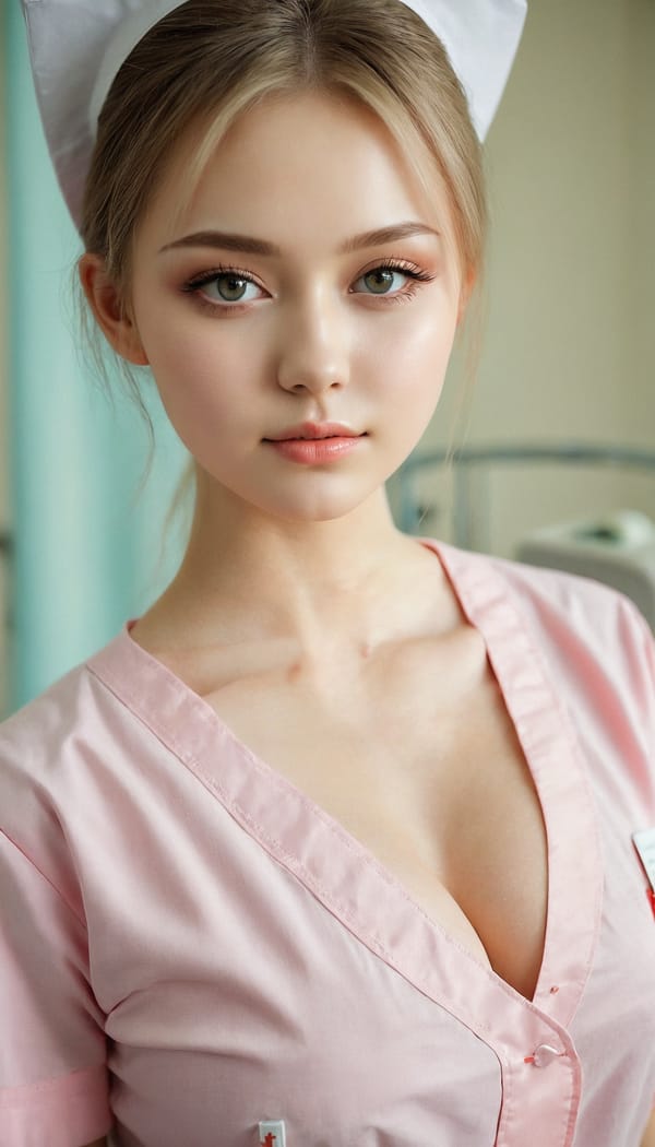 Tags: 21872187, SDXL
{"3": {"inputs": {"seed": 308503462474240, "steps": 64, "cfg": 6.84, "sampler_name": "dpmpp_2m", "scheduler": "karras", "denoise": 1.0, "model": ["27", 0], "positive": ["6", 0], "negative": ["7", 0], "latent_image": ["5", 0]}, "class_type": "KSampler"}, "4": {"inputs": {"ckpt_name": "juggernautxl.safetensors"}, "class_type": "CheckpointLoaderSimple"}, "5": {"inputs": {"width": 768, "height": 1344, "batch_size": 1}, "class_type": "EmptyLatentImage"}, "6": {"inputs": {"text": "19 year old girl, (russian:1.05), (ukrainian:1.14), (cute:0.96), (double eyelids:0.97), (seductive facial expression:1.07), (idol:0.99), (temptress:0.96), (slim:1.07), (detailed face:1.11), (blush:1.11), (seductive pose:1.02), (pale skin:1.12), (beautiful eyes:1.08), (sexy lips:0.99), (eyelashes:1.02), (in a seductive pose:1.05), (large perky breasts:1.03), (cleavage:0.97), (thigh gap:0.99), (nurse in uniform:1.13) working in a hospital ward, (textured skin:1.06), (detailed skin:1.00), (candid cinema:1.02), (natural looking skin:1.09), (skin fuzz:1.08), (RAW:1.03), (portra:1.05), (film:1.02), (soft lighting:1.01)", "clip": ["27", 1]}, "class_type": "CLIPTextEncode"}, "7": {"inputs": {"text": "(distorted:1.12), (worst quality:1.05), (low resolution:1.08), (bad hands:1.07), (open mouth:1.14), (watermark:1.13), (twisted:1.11)", "clip": ["27", 1]}, "class_type": "CLIPTextEncode"}, "8": {"inputs": {"samples": ["3", 0], "vae": ["4", 2]}, "class_type": "VAEDecode"}, "25": {"inputs": {"lora_name": "nudify_xl.safetensors", "strength_model": 0.31, "strength_clip": 0.18, "model": ["4", 0], "clip": ["4", 1]}, "class_type": "LoraLoader"}, "26": {"inputs": {"lora_name": "shirtlift_SDXL_v2.safetensors", "strength_model": 0.01, "strength_clip": 0.01, "model": ["25", 0], "clip": ["25", 1]}, "class_type": "LoraLoader"}, "27": {"inputs": {"lora_name": "PerfectEyesXL.safetensors", "strength_model": 0.14, "strength_clip": 0.1, "model": ["26", 0], "clip": ["26", 1]}, "class_type": "LoraLoader"}, "30": {"inputs": {"model_name": "4x_NMKD-Superscale-SP_178000_G.pth"}, "class_type": "UpscaleModelLoader"}, "31": {"inputs": {"upscale_model": ["30", 0], "image": ["8", 0]}, "class_type": "ImageUpscaleWithModel"}, "32": {"inputs": {"upscale_method": "lanczos", "scale_by": 0.5, "image": ["31", 0]}, "class_type": "ImageScaleBy"}, "33": {"inputs": {"pixels": ["32", 0], "vae": ["4", 2]}, "class_type": "VAEEncode"}, "34": {"inputs": {"seed": 308503462474240, "steps": 64, "cfg": 6.84, "sampler_name": "dpmpp_2m", "scheduler": "karras", "denoise": 0.3, "model": ["27", 0], "positive": ["6", 0], "negative": ["7", 0], "latent_image": ["33", 0]}, "class_type": "KSampler"}, "36": {"inputs": {"samples": ["34", 0], "vae": ["4", 2]}, "class_type": "VAEDecode"}, "39": {"inputs": {"filename_prefix": "comfyapi-1724331805989", "images": ["36", 0]}, "class_type": "SaveImage"}}