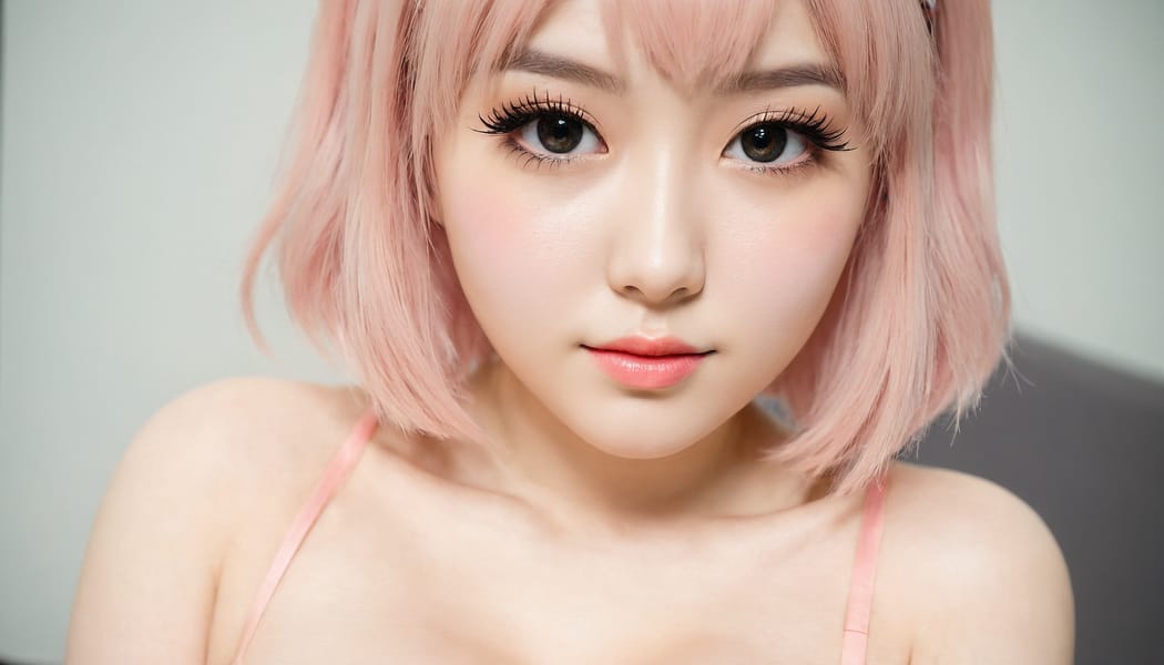 Tags: 21872187, SDXL
{"3": {"inputs": {"seed": 624721419238089, "steps": 32, "cfg": 5.67, "sampler_name": "dpmpp_2m", "scheduler": "karras", "denoise": 1.0, "model": ["27", 0], "positive": ["6", 0], "negative": ["7", 0], "latent_image": ["5", 0]}, "class_type": "KSampler"}, "4": {"inputs": {"ckpt_name": "juggernautXL_v8Rundiffusion.safetensors"}, "class_type": "CheckpointLoaderSimple"}, "5": {"inputs": {"width": 1344, "height": 768, "batch_size": 1}, "class_type": "EmptyLatentImage"}, "6": {"inputs": {"text": "26 year old girl, (eyelashes:0.99), (sexy lips:1.09), (cute:1.05), (idol:1.03), (double eyelids:1.00), (temptress:0.99), (seductive pose:1.03), (beautiful eyes:1.13), (pale skin:1.04), (slim:1.09), (seductive facial expression:1.01), (blush:1.12), (in a seductive pose:1.01), (large perky breasts:0.99), (cleavage:1.02), (thigh gap:0.98), (in a cosplay:1.04) at comiket posing for camera, (skin fuzz:1.03), (textured skin:1.08), (candid cinema:1.02), (portra:1.03), (RAW:1.09), (film:1.06), (natural looking skin:1.00), (detailed skin:1.03), (soft lighting:1.06)", "clip": ["27", 1]}, "class_type": "CLIPTextEncode"}, "7": {"inputs": {"text": "(distorted:1.12), (twisted:1.11), (open mouth:1.05), (bad hands:1.09), (worst quality:1.12), (watermark:1.14), (low resolution:1.13)", "clip": ["27", 1]}, "class_type": "CLIPTextEncode"}, "8": {"inputs": {"samples": ["3", 0], "vae": ["4", 2]}, "class_type": "VAEDecode"}, "25": {"inputs": {"lora_name": "nudify_xl.safetensors", "strength_model": 0.16, "strength_clip": 0.03, "model": ["4", 0], "clip": ["4", 1]}, "class_type": "LoraLoader"}, "26": {"inputs": {"lora_name": "shirtlift_SDXL_v2.safetensors", "strength_model": 0.18, "strength_clip": 0.11, "model": ["25", 0], "clip": ["25", 1]}, "class_type": "LoraLoader"}, "27": {"inputs": {"lora_name": "PerfectEyesXL.safetensors", "strength_model": 0.11, "strength_clip": 0.04, "model": ["26", 0], "clip": ["26", 1]}, "class_type": "LoraLoader"}, "30": {"inputs": {"model_name": "4x_NMKD-Superscale-SP_178000_G.pth"}, "class_type": "UpscaleModelLoader"}, "31": {"inputs": {"upscale_model": ["30", 0], "image": ["8", 0]}, "class_type": "ImageUpscaleWithModel"}, "32": {"inputs": {"upscale_method": "lanczos", "scale_by": 0.5, "image": ["31", 0]}, "class_type": "ImageScaleBy"}, "33": {"inputs": {"pixels": ["32", 0], "vae": ["4", 2]}, "class_type": "VAEEncode"}, "34": {"inputs": {"seed": 624721419238089, "steps": 32, "cfg": 5.67, "sampler_name": "dpmpp_2m", "scheduler": "karras", "denoise": 0.3, "model": ["27", 0], "positive": ["6", 0], "negative": ["7", 0], "latent_image": ["33", 0]}, "class_type": "KSampler"}, "36": {"inputs": {"samples": ["34", 0], "vae": ["4", 2]}, "class_type": "VAEDecode"}, "39": {"inputs": {"filename_prefix": "comfyapi-1707377364560", "images": ["36", 0]}, "class_type": "SaveImage"}}