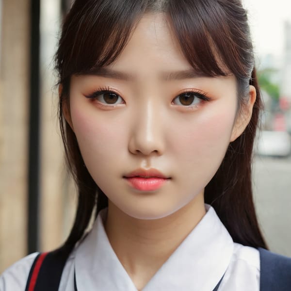 Tags: 21872187, SDXL
{"3": {"inputs": {"seed": 156028242104932, "steps": 32, "cfg": 5.79, "sampler_name": "dpmpp_2m", "scheduler": "karras", "denoise": 1.0, "model": ["27", 0], "positive": ["6", 0], "negative": ["7", 0], "latent_image": ["5", 0]}, "class_type": "KSampler"}, "4": {"inputs": {"ckpt_name": "juggernautxl.safetensors"}, "class_type": "CheckpointLoaderSimple"}, "5": {"inputs": {"width": 1024, "height": 1024, "batch_size": 1}, "class_type": "EmptyLatentImage"}, "6": {"inputs": {"text": "25 year old girl, (korean:1.10), (temptress:1.05), (double eyelids:0.95), (sexy lips:1.11), (seductive facial expression:0.97), (beautiful eyes:1.06), (eyelashes:1.00), (idol:1.13), (cute:1.11), (seductive pose:1.06), (blush:1.14), (pale skin:1.08), (detailed face:1.02), (in a seductive pose:1.02), (large perky breasts:1.04), (cleavage:0.98), (thigh gap:1.11), (school uniform:0.99), choker, busy street, (candid cinema:1.08), (RAW:1.09), (soft lighting:1.03), (skin fuzz:1.03), (textured skin:1.06), (detailed skin:1.03), (portra:1.02), (film:1.02), (natural looking skin:1.09)", "clip": ["27", 1]}, "class_type": "CLIPTextEncode"}, "7": {"inputs": {"text": "(distorted:1.08), (twisted:1.08), (watermark:1.11), (worst quality:1.10), (open mouth:1.09), (low resolution:1.07), (bad hands:1.12)", "clip": ["27", 1]}, "class_type": "CLIPTextEncode"}, "8": {"inputs": {"samples": ["3", 0], "vae": ["4", 2]}, "class_type": "VAEDecode"}, "25": {"inputs": {"lora_name": "nudify_xl.safetensors", "strength_model": 0.33, "strength_clip": 0.33, "model": ["4", 0], "clip": ["4", 1]}, "class_type": "LoraLoader"}, "26": {"inputs": {"lora_name": "shirtlift_SDXL_v2.safetensors", "strength_model": 0.13, "strength_clip": 0.15, "model": ["25", 0], "clip": ["25", 1]}, "class_type": "LoraLoader"}, "27": {"inputs": {"lora_name": "PerfectEyesXL.safetensors", "strength_model": 0.16, "strength_clip": 0.1, "model": ["26", 0], "clip": ["26", 1]}, "class_type": "LoraLoader"}, "30": {"inputs": {"model_name": "4x_NMKD-Superscale-SP_178000_G.pth"}, "class_type": "UpscaleModelLoader"}, "31": {"inputs": {"upscale_model": ["30", 0], "image": ["8", 0]}, "class_type": "ImageUpscaleWithModel"}, "32": {"inputs": {"upscale_method": "lanczos", "scale_by": 0.5, "image": ["31", 0]}, "class_type": "ImageScaleBy"}, "33": {"inputs": {"pixels": ["32", 0], "vae": ["4", 2]}, "class_type": "VAEEncode"}, "34": {"inputs": {"seed": 156028242104932, "steps": 32, "cfg": 5.79, "sampler_name": "dpmpp_2m", "scheduler": "karras", "denoise": 0.3, "model": ["27", 0], "positive": ["6", 0], "negative": ["7", 0], "latent_image": ["33", 0]}, "class_type": "KSampler"}, "36": {"inputs": {"samples": ["34", 0], "vae": ["4", 2]}, "class_type": "VAEDecode"}, "39": {"inputs": {"filename_prefix": "comfyapi-1718158627678", "images": ["36", 0]}, "class_type": "SaveImage"}}