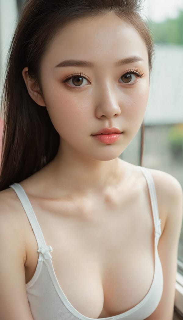 Tags: 21872187, SDXL
{"3": {"inputs": {"seed": 193992124322181, "steps": 32, "cfg": 5.28, "sampler_name": "dpmpp_2m", "scheduler": "karras", "denoise": 1.0, "model": ["27", 0], "positive": ["6", 0], "negative": ["7", 0], "latent_image": ["5", 0]}, "class_type": "KSampler"}, "4": {"inputs": {"ckpt_name": "juggernautxl.safetensors"}, "class_type": "CheckpointLoaderSimple"}, "5": {"inputs": {"width": 768, "height": 1344, "batch_size": 1}, "class_type": "EmptyLatentImage"}, "6": {"inputs": {"text": "18 year old girl, (irish:1.04), (ukrainian:1.08), (chinese:1.02), (slim:0.98), (seductive pose:0.95), (eyelashes:1.00), (sexy lips:0.96), (pale skin:1.09), (double eyelids:1.02), (detailed face:0.95), (temptress:1.06), (idol:0.98), (beautiful eyes:1.07), (seductive facial expression:0.97), (cute:1.02), (blush:1.08), (on all fours:1.11), (spreading ass cheeks:1.04), (from behind:1.05), (backboob:1.13), (white tanktop:1.12), busy street, (detailed skin:1.07), (textured skin:1.00), (skin fuzz:1.08), (soft lighting:1.05), (portra:1.06), (natural looking skin:1.09), (RAW:1.04), (candid cinema:1.09), (film:1.08)", "clip": ["27", 1]}, "class_type": "CLIPTextEncode"}, "7": {"inputs": {"text": "(bad hands:1.14), (low resolution:1.06), (watermark:1.09), (open mouth:1.09), (distorted:1.05), (twisted:1.07), (worst quality:1.06)", "clip": ["27", 1]}, "class_type": "CLIPTextEncode"}, "8": {"inputs": {"samples": ["3", 0], "vae": ["4", 2]}, "class_type": "VAEDecode"}, "25": {"inputs": {"lora_name": "nudify_xl.safetensors", "strength_model": 0.14, "strength_clip": 0.08, "model": ["4", 0], "clip": ["4", 1]}, "class_type": "LoraLoader"}, "26": {"inputs": {"lora_name": "shirtlift_SDXL_v2.safetensors", "strength_model": 0.1, "strength_clip": 0.05, "model": ["25", 0], "clip": ["25", 1]}, "class_type": "LoraLoader"}, "27": {"inputs": {"lora_name": "PerfectEyesXL.safetensors", "strength_model": 0.06, "strength_clip": 0.15, "model": ["26", 0], "clip": ["26", 1]}, "class_type": "LoraLoader"}, "30": {"inputs": {"model_name": "4x_NMKD-Superscale-SP_178000_G.pth"}, "class_type": "UpscaleModelLoader"}, "31": {"inputs": {"upscale_model": ["30", 0], "image": ["8", 0]}, "class_type": "ImageUpscaleWithModel"}, "32": {"inputs": {"upscale_method": "lanczos", "scale_by": 0.5, "image": ["31", 0]}, "class_type": "ImageScaleBy"}, "33": {"inputs": {"pixels": ["32", 0], "vae": ["4", 2]}, "class_type": "VAEEncode"}, "34": {"inputs": {"seed": 193992124322181, "steps": 32, "cfg": 5.28, "sampler_name": "dpmpp_2m", "scheduler": "karras", "denoise": 0.3, "model": ["27", 0], "positive": ["6", 0], "negative": ["7", 0], "latent_image": ["33", 0]}, "class_type": "KSampler"}, "36": {"inputs": {"samples": ["34", 0], "vae": ["4", 2]}, "class_type": "VAEDecode"}, "39": {"inputs": {"filename_prefix": "comfyapi-1734243432299", "images": ["36", 0]}, "class_type": "SaveImage"}}