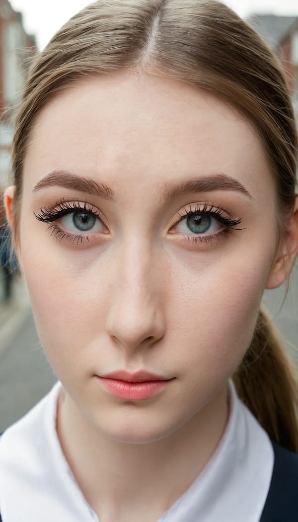 Tags: 21872187, SDXL
{"3": {"inputs": {"seed": 117534201496792, "steps": 32, "cfg": 7.97, "sampler_name": "dpmpp_2m", "scheduler": "karras", "denoise": 1.0, "model": ["27", 0], "positive": ["6", 0], "negative": ["7", 0], "latent_image": ["5", 0]}, "class_type": "KSampler"}, "4": {"inputs": {"ckpt_name": "juggernautXL_v8Rundiffusion.safetensors"}, "class_type": "CheckpointLoaderSimple"}, "5": {"inputs": {"width": 768, "height": 1344, "batch_size": 1}, "class_type": "EmptyLatentImage"}, "6": {"inputs": {"text": "23 year old girl, (irish:1.04), (double eyelids:1.03), (eyelashes:1.01), (blush:0.97), (seductive facial expression:1.14), (pale skin:1.02), (seductive pose:0.96), (detailed face:1.06), (sexy lips:1.07), (temptress:0.95), (cute:0.95), (beautiful eyes:1.06), (slim:1.03), (idol:0.95), (in a seductive pose:0.99), (large perky breasts:1.06), (cleavage:1.12), (thigh gap:0.95), (school uniform:1.02), choker, busy street, (RAW:1.04), (portra:1.03), (natural looking skin:1.01), (candid cinema:1.02), (soft lighting:1.02), (skin fuzz:1.03), (film:1.01), (detailed skin:1.04), (textured skin:1.09)", "clip": ["27", 1]}, "class_type": "CLIPTextEncode"}, "7": {"inputs": {"text": "(worst quality:1.05), (open mouth:1.06), (watermark:1.14), (low resolution:1.09), (twisted:1.11), (bad hands:1.14), (distorted:1.12)", "clip": ["27", 1]}, "class_type": "CLIPTextEncode"}, "8": {"inputs": {"samples": ["3", 0], "vae": ["4", 2]}, "class_type": "VAEDecode"}, "25": {"inputs": {"lora_name": "nudify_xl.safetensors", "strength_model": 0.18, "strength_clip": 0.33, "model": ["4", 0], "clip": ["4", 1]}, "class_type": "LoraLoader"}, "26": {"inputs": {"lora_name": "shirtlift_SDXL_v2.safetensors", "strength_model": 0.07, "strength_clip": 0.18, "model": ["25", 0], "clip": ["25", 1]}, "class_type": "LoraLoader"}, "27": {"inputs": {"lora_name": "PerfectEyesXL.safetensors", "strength_model": 0.01, "strength_clip": 0.18, "model": ["26", 0], "clip": ["26", 1]}, "class_type": "LoraLoader"}, "30": {"inputs": {"model_name": "4x_NMKD-Superscale-SP_178000_G.pth"}, "class_type": "UpscaleModelLoader"}, "31": {"inputs": {"upscale_model": ["30", 0], "image": ["8", 0]}, "class_type": "ImageUpscaleWithModel"}, "32": {"inputs": {"upscale_method": "lanczos", "scale_by": 0.5, "image": ["31", 0]}, "class_type": "ImageScaleBy"}, "33": {"inputs": {"pixels": ["32", 0], "vae": ["4", 2]}, "class_type": "VAEEncode"}, "34": {"inputs": {"seed": 117534201496792, "steps": 32, "cfg": 7.97, "sampler_name": "dpmpp_2m", "scheduler": "karras", "denoise": 0.3, "model": ["27", 0], "positive": ["6", 0], "negative": ["7", 0], "latent_image": ["33", 0]}, "class_type": "KSampler"}, "36": {"inputs": {"samples": ["34", 0], "vae": ["4", 2]}, "class_type": "VAEDecode"}, "39": {"inputs": {"filename_prefix": "comfyapi-1707780240267", "images": ["36", 0]}, "class_type": "SaveImage"}}