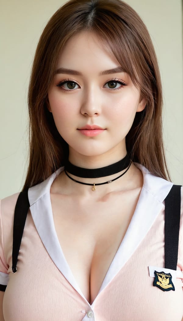 Tags: 21872187, SDXL
{"3": {"inputs": {"seed": 562462587269762, "steps": 32, "cfg": 7.57, "sampler_name": "dpmpp_2m", "scheduler": "karras", "denoise": 1.0, "model": ["27", 0], "positive": ["6", 0], "negative": ["7", 0], "latent_image": ["5", 0]}, "class_type": "KSampler"}, "4": {"inputs": {"ckpt_name": "juggernautXL_v8Rundiffusion.safetensors"}, "class_type": "CheckpointLoaderSimple"}, "5": {"inputs": {"width": 768, "height": 1344, "batch_size": 1}, "class_type": "EmptyLatentImage"}, "6": {"inputs": {"text": "28 year old girl, (detailed face:1.13), (slim:1.11), (cute:0.98), (blush:1.02), (double eyelids:0.97), (seductive pose:1.06), (pale skin:1.07), (temptress:1.00), (seductive facial expression:1.13), (idol:1.04), (eyelashes:0.96), (beautiful eyes:1.02), (in a seductive pose:1.02), (large perky breasts:1.08), (cleavage:1.08), (thigh gap:1.01), (school uniform:1.09), choker, busy street, (natural looking skin:1.02), (textured skin:1.04), (portra:1.03), (detailed skin:1.07), (soft lighting:1.01), (RAW:1.01), (film:1.02), (skin fuzz:1.04)", "clip": ["27", 1]}, "class_type": "CLIPTextEncode"}, "7": {"inputs": {"text": "(low resolution:1.12), (twisted:1.09), (open mouth:1.14), (bad hands:1.06), (worst quality:1.05), (distorted:1.09), (watermark:1.12)", "clip": ["27", 1]}, "class_type": "CLIPTextEncode"}, "8": {"inputs": {"samples": ["3", 0], "vae": ["4", 2]}, "class_type": "VAEDecode"}, "25": {"inputs": {"lora_name": "nudify_xl.safetensors", "strength_model": 0.29, "strength_clip": 0.36, "model": ["4", 0], "clip": ["4", 1]}, "class_type": "LoraLoader"}, "26": {"inputs": {"lora_name": "shirtlift_SDXL_v2.safetensors", "strength_model": 0.02, "strength_clip": 0.15, "model": ["25", 0], "clip": ["25", 1]}, "class_type": "LoraLoader"}, "27": {"inputs": {"lora_name": "PerfectEyesXL.safetensors", "strength_model": 0.15, "strength_clip": 0.12, "model": ["26", 0], "clip": ["26", 1]}, "class_type": "LoraLoader"}, "30": {"inputs": {"model_name": "4x_NMKD-Superscale-SP_178000_G.pth"}, "class_type": "UpscaleModelLoader"}, "31": {"inputs": {"upscale_model": ["30", 0], "image": ["8", 0]}, "class_type": "ImageUpscaleWithModel"}, "32": {"inputs": {"upscale_method": "lanczos", "scale_by": 0.5, "image": ["31", 0]}, "class_type": "ImageScaleBy"}, "33": {"inputs": {"pixels": ["32", 0], "vae": ["4", 2]}, "class_type": "VAEEncode"}, "34": {"inputs": {"seed": 562462587269762, "steps": 32, "cfg": 7.57, "sampler_name": "dpmpp_2m", "scheduler": "karras", "denoise": 0.3, "model": ["27", 0], "positive": ["6", 0], "negative": ["7", 0], "latent_image": ["33", 0]}, "class_type": "KSampler"}, "36": {"inputs": {"samples": ["34", 0], "vae": ["4", 2]}, "class_type": "VAEDecode"}, "39": {"inputs": {"filename_prefix": "comfyapi-1707622170049", "images": ["36", 0]}, "class_type": "SaveImage"}}