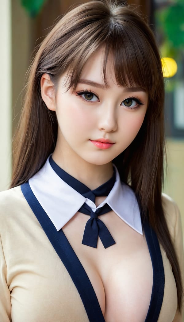 Tags: 21872187, SDXL
{"3": {"inputs": {"seed": 992236665700584, "steps": 64, "cfg": 7.5, "sampler_name": "dpmpp_2m", "scheduler": "karras", "denoise": 1.0, "model": ["27", 0], "positive": ["6", 0], "negative": ["7", 0], "latent_image": ["5", 0]}, "class_type": "KSampler"}, "4": {"inputs": {"ckpt_name": "juggernautXL_v8Rundiffusion.safetensors"}, "class_type": "CheckpointLoaderSimple"}, "5": {"inputs": {"width": 768, "height": 1344, "batch_size": 1}, "class_type": "EmptyLatentImage"}, "6": {"inputs": {"text": "19 year old girl, (seductive pose:1.09), (eyelashes:1.01), (cute:1.07), (blush:1.01), (idol:1.09), (pale skin:0.96), (seductive facial expression:1.00), (slim:1.07), (beautiful eyes:1.02), (sexy lips:0.96), (detailed face:1.10), (double eyelids:1.05), (temptress:0.98), (in a seductive pose:1.09), (large perky breasts:1.08), (cleavage:0.99), (thigh gap:1.02), (school uniform:1.10), choker, busy street, (skin fuzz:1.03), (soft lighting:1.05), (detailed skin:1.02), (textured skin:1.05), (film:1.09), (portra:1.05), (natural looking skin:1.09), (candid cinema:1.08), (RAW:1.05)", "clip": ["27", 1]}, "class_type": "CLIPTextEncode"}, "7": {"inputs": {"text": "(twisted:1.12), (bad hands:1.13), (open mouth:1.13), (worst quality:1.13), (distorted:1.13), (low resolution:1.09), (watermark:1.05)", "clip": ["27", 1]}, "class_type": "CLIPTextEncode"}, "8": {"inputs": {"samples": ["3", 0], "vae": ["4", 2]}, "class_type": "VAEDecode"}, "25": {"inputs": {"lora_name": "nudify_xl.safetensors", "strength_model": 0.07, "strength_clip": 0.39, "model": ["4", 0], "clip": ["4", 1]}, "class_type": "LoraLoader"}, "26": {"inputs": {"lora_name": "shirtlift_SDXL_v2.safetensors", "strength_model": 0.06, "strength_clip": 0.17, "model": ["25", 0], "clip": ["25", 1]}, "class_type": "LoraLoader"}, "27": {"inputs": {"lora_name": "PerfectEyesXL.safetensors", "strength_model": 0.1, "strength_clip": 0.08, "model": ["26", 0], "clip": ["26", 1]}, "class_type": "LoraLoader"}, "30": {"inputs": {"model_name": "4x_NMKD-Superscale-SP_178000_G.pth"}, "class_type": "UpscaleModelLoader"}, "31": {"inputs": {"upscale_model": ["30", 0], "image": ["8", 0]}, "class_type": "ImageUpscaleWithModel"}, "32": {"inputs": {"upscale_method": "lanczos", "scale_by": 0.5, "image": ["31", 0]}, "class_type": "ImageScaleBy"}, "33": {"inputs": {"pixels": ["32", 0], "vae": ["4", 2]}, "class_type": "VAEEncode"}, "34": {"inputs": {"seed": 992236665700584, "steps": 64, "cfg": 7.5, "sampler_name": "dpmpp_2m", "scheduler": "karras", "denoise": 0.3, "model": ["27", 0], "positive": ["6", 0], "negative": ["7", 0], "latent_image": ["33", 0]}, "class_type": "KSampler"}, "36": {"inputs": {"samples": ["34", 0], "vae": ["4", 2]}, "class_type": "VAEDecode"}, "39": {"inputs": {"filename_prefix": "comfyapi-1707697150701", "images": ["36", 0]}, "class_type": "SaveImage"}}