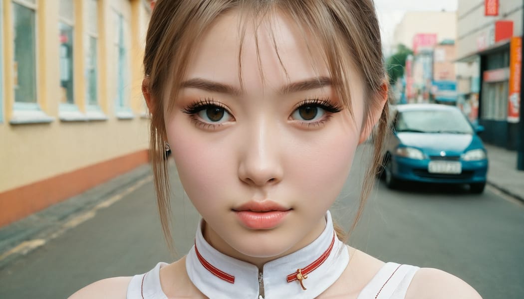 Tags: 21872187, SDXL
{"3": {"inputs": {"seed": 784987719243235, "steps": 64, "cfg": 7.67, "sampler_name": "dpmpp_2m", "scheduler": "karras", "denoise": 1.0, "model": ["27", 0], "positive": ["6", 0], "negative": ["7", 0], "latent_image": ["5", 0]}, "class_type": "KSampler"}, "4": {"inputs": {"ckpt_name": "juggernautxl.safetensors"}, "class_type": "CheckpointLoaderSimple"}, "5": {"inputs": {"width": 1344, "height": 768, "batch_size": 1}, "class_type": "EmptyLatentImage"}, "6": {"inputs": {"text": "18 year old girl, (russian:1.06), (chinese:1.02), (irish:1.08), (seductive pose:0.96), (slim:1.12), (seductive facial expression:1.07), (beautiful eyes:1.00), (eyelashes:1.05), (detailed face:1.07), (pale skin:1.04), (blush:1.13), (cute:1.14), (idol:1.08), (temptress:0.97), (sexy lips:1.05), (on all fours:1.03), (spreading ass cheeks:1.11), (from behind:1.03), (backboob:1.00), (school uniform:1.03), choker, busy street, (skin fuzz:1.00), (natural looking skin:1.01), (candid cinema:1.00), (textured skin:1.05), (soft lighting:1.04), (RAW:1.02), (film:1.00), (portra:1.03), (detailed skin:1.00)", "clip": ["27", 1]}, "class_type": "CLIPTextEncode"}, "7": {"inputs": {"text": "(low resolution:1.05), (watermark:1.07), (open mouth:1.07), (distorted:1.05), (worst quality:1.13), (bad hands:1.08), (twisted:1.10)", "clip": ["27", 1]}, "class_type": "CLIPTextEncode"}, "8": {"inputs": {"samples": ["3", 0], "vae": ["4", 2]}, "class_type": "VAEDecode"}, "25": {"inputs": {"lora_name": "nudify_xl.safetensors", "strength_model": 0.23, "strength_clip": 0.15, "model": ["4", 0], "clip": ["4", 1]}, "class_type": "LoraLoader"}, "26": {"inputs": {"lora_name": "shirtlift_SDXL_v2.safetensors", "strength_model": 0.06, "strength_clip": 0.02, "model": ["25", 0], "clip": ["25", 1]}, "class_type": "LoraLoader"}, "27": {"inputs": {"lora_name": "PerfectEyesXL.safetensors", "strength_model": 0.03, "strength_clip": 0.02, "model": ["26", 0], "clip": ["26", 1]}, "class_type": "LoraLoader"}, "30": {"inputs": {"model_name": "4x_NMKD-Superscale-SP_178000_G.pth"}, "class_type": "UpscaleModelLoader"}, "31": {"inputs": {"upscale_model": ["30", 0], "image": ["8", 0]}, "class_type": "ImageUpscaleWithModel"}, "32": {"inputs": {"upscale_method": "lanczos", "scale_by": 0.5, "image": ["31", 0]}, "class_type": "ImageScaleBy"}, "33": {"inputs": {"pixels": ["32", 0], "vae": ["4", 2]}, "class_type": "VAEEncode"}, "34": {"inputs": {"seed": 784987719243235, "steps": 64, "cfg": 7.67, "sampler_name": "dpmpp_2m", "scheduler": "karras", "denoise": 0.3, "model": ["27", 0], "positive": ["6", 0], "negative": ["7", 0], "latent_image": ["33", 0]}, "class_type": "KSampler"}, "36": {"inputs": {"samples": ["34", 0], "vae": ["4", 2]}, "class_type": "VAEDecode"}, "39": {"inputs": {"filename_prefix": "comfyapi-1709936277926", "images": ["36", 0]}, "class_type": "SaveImage"}}