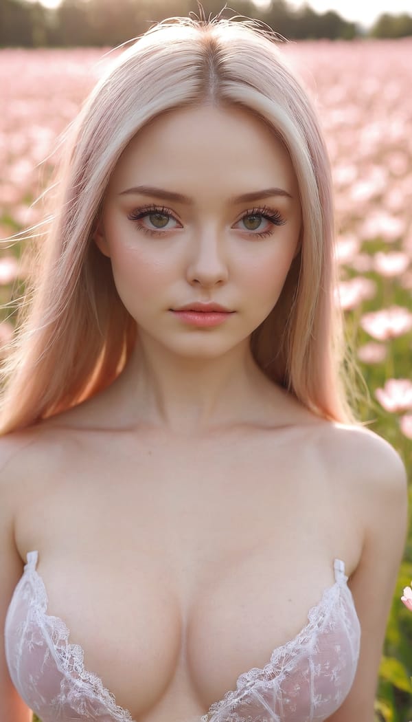 Tags: 21872187, SDXL
{"3": {"inputs": {"seed": 460538097658099, "steps": 32, "cfg": 7.6, "sampler_name": "dpmpp_2m", "scheduler": "karras", "denoise": 1.0, "model": ["27", 0], "positive": ["6", 0], "negative": ["7", 0], "latent_image": ["5", 0]}, "class_type": "KSampler"}, "4": {"inputs": {"ckpt_name": "juggernautxl.safetensors"}, "class_type": "CheckpointLoaderSimple"}, "5": {"inputs": {"width": 768, "height": 1344, "batch_size": 1}, "class_type": "EmptyLatentImage"}, "6": {"inputs": {"text": "27 year old girl, (russian:1.11), (seductive facial expression:1.12), (cute:1.09), (double eyelids:1.04), (temptress:1.01), (pale skin:1.11), (eyelashes:1.14), (seductive pose:0.96), (sexy lips:0.98), (slim:1.03), (detailed face:1.10), (blush:1.06), (idol:1.06), (in a seductive pose:1.08), (large perky breasts:1.03), (cleavage:0.98), (thigh gap:1.02), wearing (translucent clothes:1.05) on a flower field, (detailed skin:1.04), (soft lighting:1.07), (candid cinema:1.06), (film:1.09), (portra:1.00), (textured skin:1.03), (natural looking skin:1.07), (skin fuzz:1.06), (RAW:1.02)", "clip": ["27", 1]}, "class_type": "CLIPTextEncode"}, "7": {"inputs": {"text": "(worst quality:1.12), (bad hands:1.08), (open mouth:1.06), (low resolution:1.08), (twisted:1.10), (distorted:1.05), (watermark:1.14)", "clip": ["27", 1]}, "class_type": "CLIPTextEncode"}, "8": {"inputs": {"samples": ["3", 0], "vae": ["4", 2]}, "class_type": "VAEDecode"}, "25": {"inputs": {"lora_name": "nudify_xl.safetensors", "strength_model": 0.15, "strength_clip": 0.38, "model": ["4", 0], "clip": ["4", 1]}, "class_type": "LoraLoader"}, "26": {"inputs": {"lora_name": "shirtlift_SDXL_v2.safetensors", "strength_model": 0.15, "strength_clip": 0.01, "model": ["25", 0], "clip": ["25", 1]}, "class_type": "LoraLoader"}, "27": {"inputs": {"lora_name": "PerfectEyesXL.safetensors", "strength_model": 0.11, "strength_clip": 0.19, "model": ["26", 0], "clip": ["26", 1]}, "class_type": "LoraLoader"}, "30": {"inputs": {"model_name": "4x_NMKD-Superscale-SP_178000_G.pth"}, "class_type": "UpscaleModelLoader"}, "31": {"inputs": {"upscale_model": ["30", 0], "image": ["8", 0]}, "class_type": "ImageUpscaleWithModel"}, "32": {"inputs": {"upscale_method": "lanczos", "scale_by": 0.5, "image": ["31", 0]}, "class_type": "ImageScaleBy"}, "33": {"inputs": {"pixels": ["32", 0], "vae": ["4", 2]}, "class_type": "VAEEncode"}, "34": {"inputs": {"seed": 460538097658099, "steps": 32, "cfg": 7.6, "sampler_name": "dpmpp_2m", "scheduler": "karras", "denoise": 0.3, "model": ["27", 0], "positive": ["6", 0], "negative": ["7", 0], "latent_image": ["33", 0]}, "class_type": "KSampler"}, "36": {"inputs": {"samples": ["34", 0], "vae": ["4", 2]}, "class_type": "VAEDecode"}, "39": {"inputs": {"filename_prefix": "comfyapi-1731309455701", "images": ["36", 0]}, "class_type": "SaveImage"}}