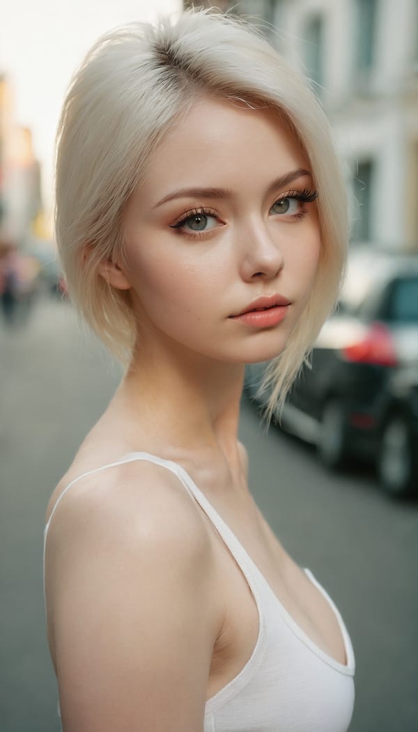 Tags: 21872187, SDXL
{"3": {"inputs": {"seed": 280352972805456, "steps": 64, "cfg": 5.36, "sampler_name": "dpmpp_2m", "scheduler": "karras", "denoise": 1.0, "model": ["27", 0], "positive": ["6", 0], "negative": ["7", 0], "latent_image": ["5", 0]}, "class_type": "KSampler"}, "4": {"inputs": {"ckpt_name": "juggernautxl.safetensors"}, "class_type": "CheckpointLoaderSimple"}, "5": {"inputs": {"width": 768, "height": 1344, "batch_size": 1}, "class_type": "EmptyLatentImage"}, "6": {"inputs": {"text": "27 year old girl, (russian:1.11), (sexy lips:0.97), (temptress:0.96), (eyelashes:1.10), (blush:1.02), (cute:1.13), (idol:1.01), (beautiful eyes:1.04), (double eyelids:1.03), (pale skin:1.14), (seductive pose:1.08), (seductive facial expression:1.10), (slim:1.11), (detailed face:1.10), (perky ass:0.95), (exposed ass:0.98), (looking back:1.10), (sexy ass:1.04), (thigh gap:1.13), (white tanktop:1.00), busy street, (RAW:1.06), (soft lighting:1.02), (film:1.00), (detailed skin:1.06), (textured skin:1.07), (candid cinema:1.05), (portra:1.04), (skin fuzz:1.06), (natural looking skin:1.05)", "clip": ["27", 1]}, "class_type": "CLIPTextEncode"}, "7": {"inputs": {"text": "(worst quality:1.05), (open mouth:1.07), (watermark:1.10), (low resolution:1.12), (bad hands:1.11), (twisted:1.05), (distorted:1.09)", "clip": ["27", 1]}, "class_type": "CLIPTextEncode"}, "8": {"inputs": {"samples": ["3", 0], "vae": ["4", 2]}, "class_type": "VAEDecode"}, "25": {"inputs": {"lora_name": "nudify_xl.safetensors", "strength_model": 0.0, "strength_clip": 0.27, "model": ["4", 0], "clip": ["4", 1]}, "class_type": "LoraLoader"}, "26": {"inputs": {"lora_name": "shirtlift_SDXL_v2.safetensors", "strength_model": 0.03, "strength_clip": 0.03, "model": ["25", 0], "clip": ["25", 1]}, "class_type": "LoraLoader"}, "27": {"inputs": {"lora_name": "PerfectEyesXL.safetensors", "strength_model": 0.16, "strength_clip": 0.13, "model": ["26", 0], "clip": ["26", 1]}, "class_type": "LoraLoader"}, "30": {"inputs": {"model_name": "4x_NMKD-Superscale-SP_178000_G.pth"}, "class_type": "UpscaleModelLoader"}, "31": {"inputs": {"upscale_model": ["30", 0], "image": ["8", 0]}, "class_type": "ImageUpscaleWithModel"}, "32": {"inputs": {"upscale_method": "lanczos", "scale_by": 0.5, "image": ["31", 0]}, "class_type": "ImageScaleBy"}, "33": {"inputs": {"pixels": ["32", 0], "vae": ["4", 2]}, "class_type": "VAEEncode"}, "34": {"inputs": {"seed": 280352972805456, "steps": 64, "cfg": 5.36, "sampler_name": "dpmpp_2m", "scheduler": "karras", "denoise": 0.3, "model": ["27", 0], "positive": ["6", 0], "negative": ["7", 0], "latent_image": ["33", 0]}, "class_type": "KSampler"}, "36": {"inputs": {"samples": ["34", 0], "vae": ["4", 2]}, "class_type": "VAEDecode"}, "39": {"inputs": {"filename_prefix": "comfyapi-1727389414008", "images": ["36", 0]}, "class_type": "SaveImage"}}