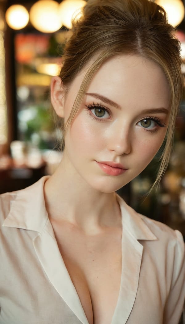 Tags: 21872187, SDXL
{"3": {"inputs": {"seed": 128788202902381, "steps": 32, "cfg": 5.11, "sampler_name": "dpmpp_2m", "scheduler": "karras", "denoise": 1.0, "model": ["27", 0], "positive": ["6", 0], "negative": ["7", 0], "latent_image": ["5", 0]}, "class_type": "KSampler"}, "4": {"inputs": {"ckpt_name": "juggernautxl.safetensors"}, "class_type": "CheckpointLoaderSimple"}, "5": {"inputs": {"width": 768, "height": 1344, "batch_size": 1}, "class_type": "EmptyLatentImage"}, "6": {"inputs": {"text": "27 year old girl, (irish:0.96), (temptress:1.07), (double eyelids:0.97), (eyelashes:1.11), (slim:0.97), (seductive facial expression:1.05), (sexy lips:1.06), (seductive pose:1.11), (beautiful eyes:1.04), (idol:0.96), (pale skin:1.09), (cute:0.98), (detailed face:1.14), (blush:1.08), (in a seductive pose:0.98), (large perky breasts:0.95), (cleavage:1.11), (thigh gap:1.02), (a waitress in uniform:1.03) working at a restaurant, (soft lighting:1.05), (candid cinema:1.09), (RAW:1.09), (textured skin:1.05), (natural looking skin:1.09), (detailed skin:1.09), (portra:1.01), (skin fuzz:1.04), (film:1.08)", "clip": ["27", 1]}, "class_type": "CLIPTextEncode"}, "7": {"inputs": {"text": "(distorted:1.06), (low resolution:1.05), (bad hands:1.06), (open mouth:1.14), (twisted:1.10), (worst quality:1.10), (watermark:1.13)", "clip": ["27", 1]}, "class_type": "CLIPTextEncode"}, "8": {"inputs": {"samples": ["3", 0], "vae": ["4", 2]}, "class_type": "VAEDecode"}, "25": {"inputs": {"lora_name": "nudify_xl.safetensors", "strength_model": 0.38, "strength_clip": 0.35, "model": ["4", 0], "clip": ["4", 1]}, "class_type": "LoraLoader"}, "26": {"inputs": {"lora_name": "shirtlift_SDXL_v2.safetensors", "strength_model": 0.1, "strength_clip": 0.04, "model": ["25", 0], "clip": ["25", 1]}, "class_type": "LoraLoader"}, "27": {"inputs": {"lora_name": "PerfectEyesXL.safetensors", "strength_model": 0.08, "strength_clip": 0.04, "model": ["26", 0], "clip": ["26", 1]}, "class_type": "LoraLoader"}, "30": {"inputs": {"model_name": "4x_NMKD-Superscale-SP_178000_G.pth"}, "class_type": "UpscaleModelLoader"}, "31": {"inputs": {"upscale_model": ["30", 0], "image": ["8", 0]}, "class_type": "ImageUpscaleWithModel"}, "32": {"inputs": {"upscale_method": "lanczos", "scale_by": 0.5, "image": ["31", 0]}, "class_type": "ImageScaleBy"}, "33": {"inputs": {"pixels": ["32", 0], "vae": ["4", 2]}, "class_type": "VAEEncode"}, "34": {"inputs": {"seed": 128788202902381, "steps": 32, "cfg": 5.11, "sampler_name": "dpmpp_2m", "scheduler": "karras", "denoise": 0.3, "model": ["27", 0], "positive": ["6", 0], "negative": ["7", 0], "latent_image": ["33", 0]}, "class_type": "KSampler"}, "36": {"inputs": {"samples": ["34", 0], "vae": ["4", 2]}, "class_type": "VAEDecode"}, "39": {"inputs": {"filename_prefix": "comfyapi-1716541398316", "images": ["36", 0]}, "class_type": "SaveImage"}}