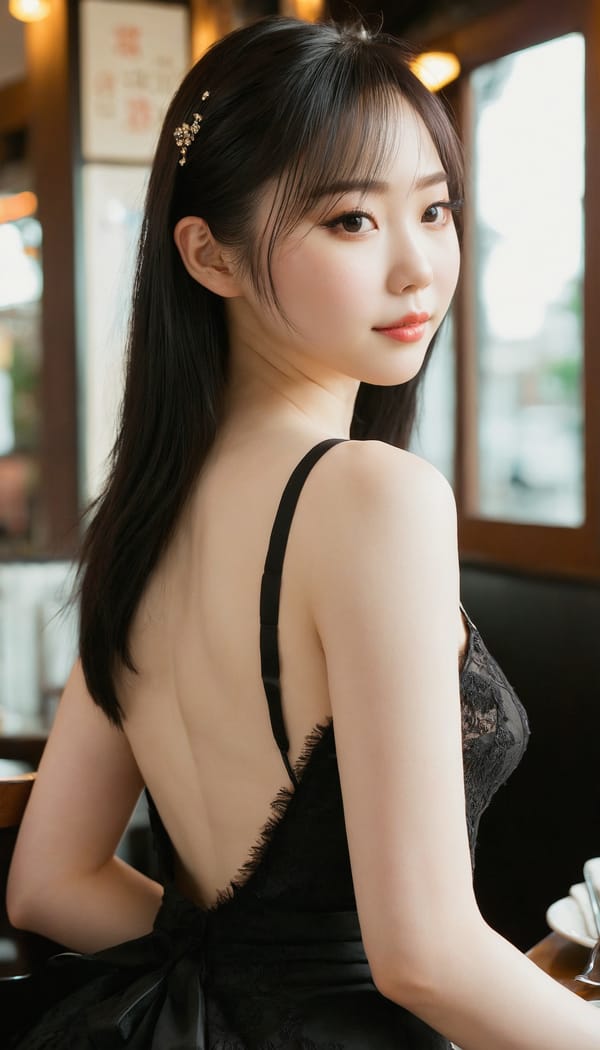 Tags: 21872187, SDXL
{"3": {"inputs": {"seed": 330851540972374, "steps": 64, "cfg": 5.34, "sampler_name": "dpmpp_2m", "scheduler": "karras", "denoise": 1.0, "model": ["27", 0], "positive": ["6", 0], "negative": ["7", 0], "latent_image": ["5", 0]}, "class_type": "KSampler"}, "4": {"inputs": {"ckpt_name": "juggernautxl.safetensors"}, "class_type": "CheckpointLoaderSimple"}, "5": {"inputs": {"width": 768, "height": 1344, "batch_size": 1}, "class_type": "EmptyLatentImage"}, "6": {"inputs": {"text": "26 year old girl, (japanese:0.98), (pale skin:1.08), (eyelashes:1.02), (temptress:1.13), (cute:0.97), (seductive facial expression:1.10), (slim:1.11), (double eyelids:1.09), (idol:0.98), (sexy lips:1.08), (blush:1.05), (seductive pose:1.10), (detailed face:0.95), (perky ass:1.13), (exposed ass:1.03), (looking back:1.09), (sexy ass:1.01), (thigh gap:0.98), (wearing a little black dress:1.09) at a fine dining restaurant, (film:1.08), (textured skin:1.03), (portra:1.06), (soft lighting:1.04), (natural looking skin:1.08), (detailed skin:1.05), (RAW:1.05), (candid cinema:1.09), (skin fuzz:1.03)", "clip": ["27", 1]}, "class_type": "CLIPTextEncode"}, "7": {"inputs": {"text": "(bad hands:1.06), (worst quality:1.12), (watermark:1.13), (low resolution:1.06), (distorted:1.13), (twisted:1.06), (open mouth:1.10)", "clip": ["27", 1]}, "class_type": "CLIPTextEncode"}, "8": {"inputs": {"samples": ["3", 0], "vae": ["4", 2]}, "class_type": "VAEDecode"}, "25": {"inputs": {"lora_name": "nudify_xl.safetensors", "strength_model": 0.3, "strength_clip": 0.28, "model": ["4", 0], "clip": ["4", 1]}, "class_type": "LoraLoader"}, "26": {"inputs": {"lora_name": "shirtlift_SDXL_v2.safetensors", "strength_model": 0.09, "strength_clip": 0.01, "model": ["25", 0], "clip": ["25", 1]}, "class_type": "LoraLoader"}, "27": {"inputs": {"lora_name": "PerfectEyesXL.safetensors", "strength_model": 0.04, "strength_clip": 0.11, "model": ["26", 0], "clip": ["26", 1]}, "class_type": "LoraLoader"}, "30": {"inputs": {"model_name": "4x_NMKD-Superscale-SP_178000_G.pth"}, "class_type": "UpscaleModelLoader"}, "31": {"inputs": {"upscale_model": ["30", 0], "image": ["8", 0]}, "class_type": "ImageUpscaleWithModel"}, "32": {"inputs": {"upscale_method": "lanczos", "scale_by": 0.5, "image": ["31", 0]}, "class_type": "ImageScaleBy"}, "33": {"inputs": {"pixels": ["32", 0], "vae": ["4", 2]}, "class_type": "VAEEncode"}, "34": {"inputs": {"seed": 330851540972374, "steps": 64, "cfg": 5.34, "sampler_name": "dpmpp_2m", "scheduler": "karras", "denoise": 0.3, "model": ["27", 0], "positive": ["6", 0], "negative": ["7", 0], "latent_image": ["33", 0]}, "class_type": "KSampler"}, "36": {"inputs": {"samples": ["34", 0], "vae": ["4", 2]}, "class_type": "VAEDecode"}, "39": {"inputs": {"filename_prefix": "comfyapi-1713273194263", "images": ["36", 0]}, "class_type": "SaveImage"}}