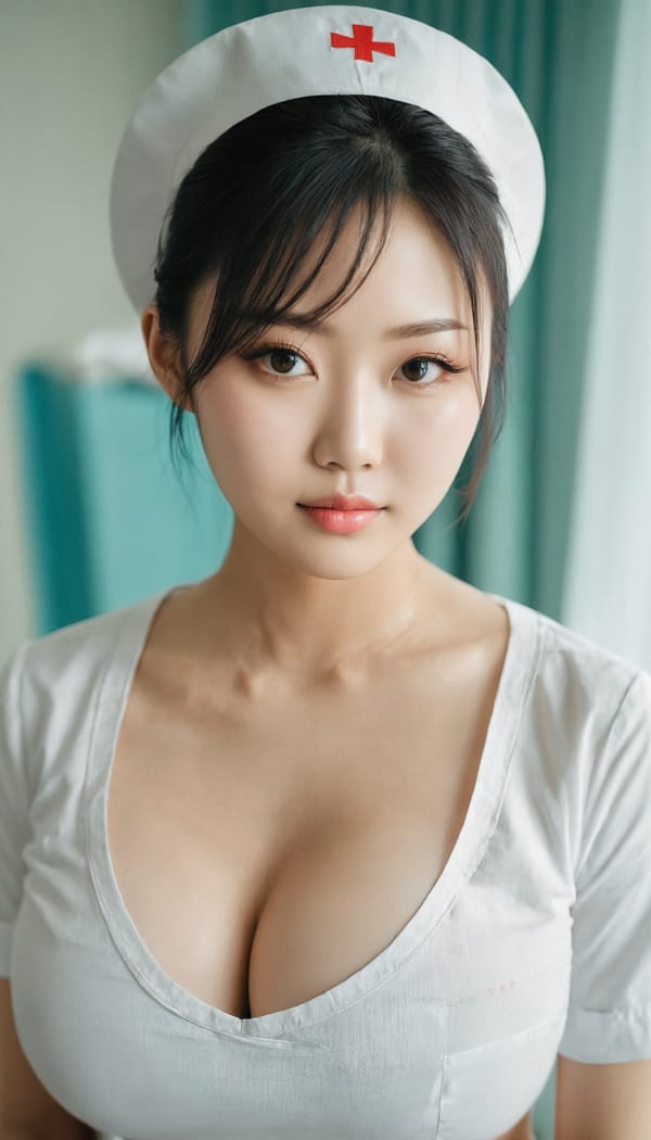 Tags: 21872187, SDXL
{"3": {"inputs": {"seed": 860788241365356, "steps": 32, "cfg": 5.43, "sampler_name": "dpmpp_2m", "scheduler": "karras", "denoise": 1.0, "model": ["27", 0], "positive": ["6", 0], "negative": ["7", 0], "latent_image": ["5", 0]}, "class_type": "KSampler"}, "4": {"inputs": {"ckpt_name": "juggernautxl.safetensors"}, "class_type": "CheckpointLoaderSimple"}, "5": {"inputs": {"width": 768, "height": 1344, "batch_size": 1}, "class_type": "EmptyLatentImage"}, "6": {"inputs": {"text": "28 year old girl, (chinese:0.95), (russian:1.08), (double eyelids:1.02), (temptress:1.01), (eyelashes:0.96), (seductive pose:1.09), (slim:1.06), (detailed face:1.09), (idol:1.09), (cute:0.96), (seductive facial expression:1.10), (sexy lips:1.00), (beautiful eyes:0.95), (blush:1.03), (in a seductive pose:1.11), (large perky breasts:1.10), (cleavage:1.00), (thigh gap:1.11), (nurse in uniform:1.05) working in a hospital ward, (textured skin:1.07), (RAW:1.04), (detailed skin:1.05), (film:1.06), (candid cinema:1.08), (skin fuzz:1.05), (soft lighting:1.09), (natural looking skin:1.06), (portra:1.08)", "clip": ["27", 1]}, "class_type": "CLIPTextEncode"}, "7": {"inputs": {"text": "(worst quality:1.05), (watermark:1.07), (distorted:1.08), (open mouth:1.13), (low resolution:1.07), (bad hands:1.08), (twisted:1.09)", "clip": ["27", 1]}, "class_type": "CLIPTextEncode"}, "8": {"inputs": {"samples": ["3", 0], "vae": ["4", 2]}, "class_type": "VAEDecode"}, "25": {"inputs": {"lora_name": "nudify_xl.safetensors", "strength_model": 0.02, "strength_clip": 0.32, "model": ["4", 0], "clip": ["4", 1]}, "class_type": "LoraLoader"}, "26": {"inputs": {"lora_name": "shirtlift_SDXL_v2.safetensors", "strength_model": 0.0, "strength_clip": 0.16, "model": ["25", 0], "clip": ["25", 1]}, "class_type": "LoraLoader"}, "27": {"inputs": {"lora_name": "PerfectEyesXL.safetensors", "strength_model": 0.12, "strength_clip": 0.15, "model": ["26", 0], "clip": ["26", 1]}, "class_type": "LoraLoader"}, "30": {"inputs": {"model_name": "4x_NMKD-Superscale-SP_178000_G.pth"}, "class_type": "UpscaleModelLoader"}, "31": {"inputs": {"upscale_model": ["30", 0], "image": ["8", 0]}, "class_type": "ImageUpscaleWithModel"}, "32": {"inputs": {"upscale_method": "lanczos", "scale_by": 0.5, "image": ["31", 0]}, "class_type": "ImageScaleBy"}, "33": {"inputs": {"pixels": ["32", 0], "vae": ["4", 2]}, "class_type": "VAEEncode"}, "34": {"inputs": {"seed": 860788241365356, "steps": 32, "cfg": 5.43, "sampler_name": "dpmpp_2m", "scheduler": "karras", "denoise": 0.3, "model": ["27", 0], "positive": ["6", 0], "negative": ["7", 0], "latent_image": ["33", 0]}, "class_type": "KSampler"}, "36": {"inputs": {"samples": ["34", 0], "vae": ["4", 2]}, "class_type": "VAEDecode"}, "39": {"inputs": {"filename_prefix": "comfyapi-1735189670506", "images": ["36", 0]}, "class_type": "SaveImage"}}