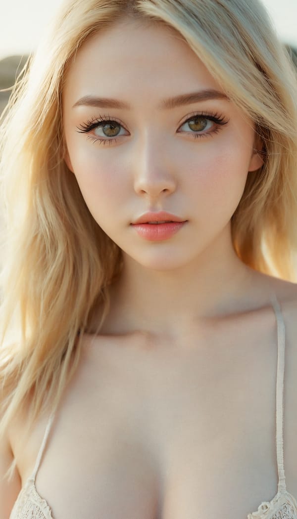 Tags: 21872187, SDXL
{"3": {"inputs": {"seed": 674151531867394, "steps": 32, "cfg": 5.21, "sampler_name": "dpmpp_2m", "scheduler": "karras", "denoise": 1.0, "model": ["27", 0], "positive": ["6", 0], "negative": ["7", 0], "latent_image": ["5", 0]}, "class_type": "KSampler"}, "4": {"inputs": {"ckpt_name": "juggernautxl.safetensors"}, "class_type": "CheckpointLoaderSimple"}, "5": {"inputs": {"width": 768, "height": 1344, "batch_size": 1}, "class_type": "EmptyLatentImage"}, "6": {"inputs": {"text": "21 year old girl, (eyelashes:0.98), (seductive pose:1.07), (detailed face:1.11), (cute:0.98), (seductive facial expression:1.07), (sexy lips:1.13), (double eyelids:1.07), (pale skin:0.95), (idol:1.04), (slim:0.95), (beautiful eyes:0.98), (temptress:1.07), (in a seductive pose:1.10), (large perky breasts:1.04), (cleavage:0.99), (thigh gap:1.12), strolling (nude:1.08) at a beach, (RAW:1.09), (skin fuzz:1.08), (natural looking skin:1.07), (textured skin:1.07), (candid cinema:1.07), (detailed skin:1.01), (portra:1.09), (soft lighting:1.08), (film:1.07)", "clip": ["27", 1]}, "class_type": "CLIPTextEncode"}, "7": {"inputs": {"text": "(worst quality:1.08), (low resolution:1.06), (distorted:1.06), (bad hands:1.07), (open mouth:1.12), (watermark:1.14), (twisted:1.05)", "clip": ["27", 1]}, "class_type": "CLIPTextEncode"}, "8": {"inputs": {"samples": ["3", 0], "vae": ["4", 2]}, "class_type": "VAEDecode"}, "25": {"inputs": {"lora_name": "nudify_xl.safetensors", "strength_model": 0.1, "strength_clip": 0.38, "model": ["4", 0], "clip": ["4", 1]}, "class_type": "LoraLoader"}, "26": {"inputs": {"lora_name": "shirtlift_SDXL_v2.safetensors", "strength_model": 0.08, "strength_clip": 0.17, "model": ["25", 0], "clip": ["25", 1]}, "class_type": "LoraLoader"}, "27": {"inputs": {"lora_name": "PerfectEyesXL.safetensors", "strength_model": 0.17, "strength_clip": 0.16, "model": ["26", 0], "clip": ["26", 1]}, "class_type": "LoraLoader"}, "30": {"inputs": {"model_name": "4x_NMKD-Superscale-SP_178000_G.pth"}, "class_type": "UpscaleModelLoader"}, "31": {"inputs": {"upscale_model": ["30", 0], "image": ["8", 0]}, "class_type": "ImageUpscaleWithModel"}, "32": {"inputs": {"upscale_method": "lanczos", "scale_by": 0.5, "image": ["31", 0]}, "class_type": "ImageScaleBy"}, "33": {"inputs": {"pixels": ["32", 0], "vae": ["4", 2]}, "class_type": "VAEEncode"}, "34": {"inputs": {"seed": 674151531867394, "steps": 32, "cfg": 5.21, "sampler_name": "dpmpp_2m", "scheduler": "karras", "denoise": 0.3, "model": ["27", 0], "positive": ["6", 0], "negative": ["7", 0], "latent_image": ["33", 0]}, "class_type": "KSampler"}, "36": {"inputs": {"samples": ["34", 0], "vae": ["4", 2]}, "class_type": "VAEDecode"}, "39": {"inputs": {"filename_prefix": "comfyapi-1732606060018", "images": ["36", 0]}, "class_type": "SaveImage"}}