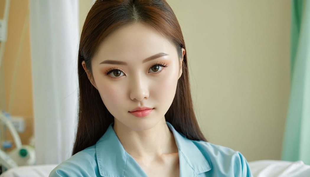 Tags: 21872187, SDXL
{"3": {"inputs": {"seed": 255281207518795, "steps": 64, "cfg": 7.12, "sampler_name": "dpmpp_2m", "scheduler": "karras", "denoise": 1.0, "model": ["27", 0], "positive": ["6", 0], "negative": ["7", 0], "latent_image": ["5", 0]}, "class_type": "KSampler"}, "4": {"inputs": {"ckpt_name": "juggernautxl.safetensors"}, "class_type": "CheckpointLoaderSimple"}, "5": {"inputs": {"width": 1344, "height": 768, "batch_size": 1}, "class_type": "EmptyLatentImage"}, "6": {"inputs": {"text": "28 year old girl, (ukrainian:1.02), (chinese:1.05), (sexy lips:0.99), (beautiful eyes:0.99), (eyelashes:1.03), (idol:0.99), (blush:1.10), (seductive pose:1.11), (double eyelids:1.09), (cute:0.98), (seductive facial expression:0.96), (pale skin:1.12), (temptress:0.99), (detailed face:0.95), (slim:1.03), (in a seductive pose:1.09), (large perky breasts:0.99), (cleavage:1.00), (thigh gap:1.11), (nurse in uniform:1.00) working in a hospital ward, (film:1.02), (candid cinema:1.02), (portra:1.04), (RAW:1.07), (skin fuzz:1.03), (textured skin:1.05), (detailed skin:1.04), (soft lighting:1.09)", "clip": ["27", 1]}, "class_type": "CLIPTextEncode"}, "7": {"inputs": {"text": "(distorted:1.13), (open mouth:1.06), (watermark:1.05), (worst quality:1.14), (twisted:1.10), (bad hands:1.08), (low resolution:1.09)", "clip": ["27", 1]}, "class_type": "CLIPTextEncode"}, "8": {"inputs": {"samples": ["3", 0], "vae": ["4", 2]}, "class_type": "VAEDecode"}, "25": {"inputs": {"lora_name": "nudify_xl.safetensors", "strength_model": 0.33, "strength_clip": 0.15, "model": ["4", 0], "clip": ["4", 1]}, "class_type": "LoraLoader"}, "26": {"inputs": {"lora_name": "shirtlift_SDXL_v2.safetensors", "strength_model": 0.11, "strength_clip": 0.04, "model": ["25", 0], "clip": ["25", 1]}, "class_type": "LoraLoader"}, "27": {"inputs": {"lora_name": "PerfectEyesXL.safetensors", "strength_model": 0.08, "strength_clip": 0.06, "model": ["26", 0], "clip": ["26", 1]}, "class_type": "LoraLoader"}, "30": {"inputs": {"model_name": "4x_NMKD-Superscale-SP_178000_G.pth"}, "class_type": "UpscaleModelLoader"}, "31": {"inputs": {"upscale_model": ["30", 0], "image": ["8", 0]}, "class_type": "ImageUpscaleWithModel"}, "32": {"inputs": {"upscale_method": "lanczos", "scale_by": 0.5, "image": ["31", 0]}, "class_type": "ImageScaleBy"}, "33": {"inputs": {"pixels": ["32", 0], "vae": ["4", 2]}, "class_type": "VAEEncode"}, "34": {"inputs": {"seed": 255281207518795, "steps": 64, "cfg": 7.12, "sampler_name": "dpmpp_2m", "scheduler": "karras", "denoise": 0.3, "model": ["27", 0], "positive": ["6", 0], "negative": ["7", 0], "latent_image": ["33", 0]}, "class_type": "KSampler"}, "36": {"inputs": {"samples": ["34", 0], "vae": ["4", 2]}, "class_type": "VAEDecode"}, "39": {"inputs": {"filename_prefix": "comfyapi-1723720634883", "images": ["36", 0]}, "class_type": "SaveImage"}}