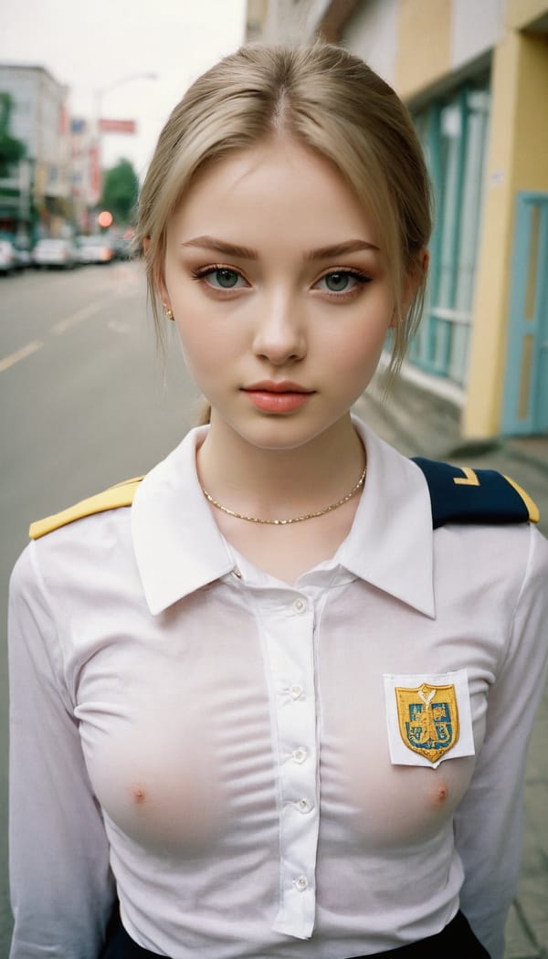 Tags: 21872187, SDXL
{"3": {"inputs": {"seed": 640810132989132, "steps": 64, "cfg": 7.36, "sampler_name": "dpmpp_2m", "scheduler": "karras", "denoise": 1.0, "model": ["27", 0], "positive": ["6", 0], "negative": ["7", 0], "latent_image": ["5", 0]}, "class_type": "KSampler"}, "4": {"inputs": {"ckpt_name": "juggernautxl.safetensors"}, "class_type": "CheckpointLoaderSimple"}, "5": {"inputs": {"width": 768, "height": 1344, "batch_size": 1}, "class_type": "EmptyLatentImage"}, "6": {"inputs": {"text": "22 year old girl, (ukrainian:1.04), (blush:1.03), (pale skin:1.06), (seductive facial expression:1.11), (sexy lips:1.01), (slim:1.08), (temptress:1.08), (beautiful eyes:1.04), (double eyelids:1.06), (detailed face:1.03), (seductive pose:1.01), (cute:1.01), (on all fours:0.97), (spreading ass cheeks:1.09), (from behind:1.11), (backboob:1.07), (school uniform:1.12), choker, busy street, (skin fuzz:1.05), (detailed skin:1.07), (portra:1.01), (film:1.03), (candid cinema:1.09), (soft lighting:1.06), (RAW:1.09), (natural looking skin:1.00), (textured skin:1.07)", "clip": ["27", 1]}, "class_type": "CLIPTextEncode"}, "7": {"inputs": {"text": "(distorted:1.10), (open mouth:1.13), (worst quality:1.08), (low resolution:1.12), (watermark:1.11), (bad hands:1.12)", "clip": ["27", 1]}, "class_type": "CLIPTextEncode"}, "8": {"inputs": {"samples": ["3", 0], "vae": ["4", 2]}, "class_type": "VAEDecode"}, "25": {"inputs": {"lora_name": "nudify_xl.safetensors", "strength_model": 0.23, "strength_clip": 0.19, "model": ["4", 0], "clip": ["4", 1]}, "class_type": "LoraLoader"}, "26": {"inputs": {"lora_name": "shirtlift_SDXL_v2.safetensors", "strength_model": 0.01, "strength_clip": 0.18, "model": ["25", 0], "clip": ["25", 1]}, "class_type": "LoraLoader"}, "27": {"inputs": {"lora_name": "PerfectEyesXL.safetensors", "strength_model": 0.03, "strength_clip": 0.08, "model": ["26", 0], "clip": ["26", 1]}, "class_type": "LoraLoader"}, "30": {"inputs": {"model_name": "4x_NMKD-Superscale-SP_178000_G.pth"}, "class_type": "UpscaleModelLoader"}, "31": {"inputs": {"upscale_model": ["30", 0], "image": ["8", 0]}, "class_type": "ImageUpscaleWithModel"}, "32": {"inputs": {"upscale_method": "lanczos", "scale_by": 0.5, "image": ["31", 0]}, "class_type": "ImageScaleBy"}, "33": {"inputs": {"pixels": ["32", 0], "vae": ["4", 2]}, "class_type": "VAEEncode"}, "34": {"inputs": {"seed": 640810132989132, "steps": 64, "cfg": 7.36, "sampler_name": "dpmpp_2m", "scheduler": "karras", "denoise": 0.3, "model": ["27", 0], "positive": ["6", 0], "negative": ["7", 0], "latent_image": ["33", 0]}, "class_type": "KSampler"}, "36": {"inputs": {"samples": ["34", 0], "vae": ["4", 2]}, "class_type": "VAEDecode"}, "39": {"inputs": {"filename_prefix": "comfyapi-1714263237367", "images": ["36", 0]}, "class_type": "SaveImage"}}