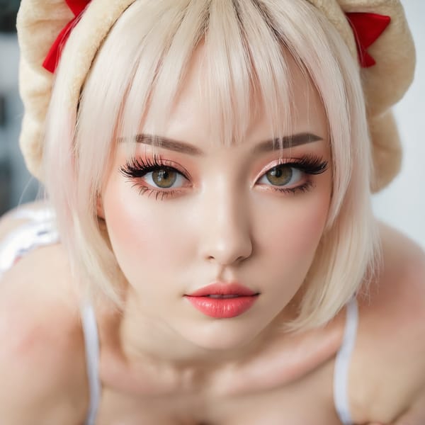 Tags: 21872187, SDXL
{"3": {"inputs": {"seed": 118875412330271, "steps": 32, "cfg": 5.26, "sampler_name": "dpmpp_2m", "scheduler": "karras", "denoise": 1.0, "model": ["27", 0], "positive": ["6", 0], "negative": ["7", 0], "latent_image": ["5", 0]}, "class_type": "KSampler"}, "4": {"inputs": {"ckpt_name": "juggernautxl.safetensors"}, "class_type": "CheckpointLoaderSimple"}, "5": {"inputs": {"width": 1024, "height": 1024, "batch_size": 1}, "class_type": "EmptyLatentImage"}, "6": {"inputs": {"text": "23 year old girl, (ukrainian:0.99), (sexy lips:0.98), (blush:1.12), (slim:0.96), (eyelashes:1.07), (temptress:1.05), (seductive facial expression:1.03), (detailed face:1.10), (double eyelids:0.96), (beautiful eyes:1.00), (pale skin:0.95), (seductive pose:1.10), (idol:1.02), (on all fours:1.14), (spreading ass cheeks:0.99), (from behind:1.00), (backboob:1.11), (in a cosplay:1.03) at comiket posing for camera, (film:1.09), (RAW:1.00), (textured skin:1.06), (natural looking skin:1.00), (portra:1.02), (skin fuzz:1.01), (candid cinema:1.09), (soft lighting:1.04), (detailed skin:1.00)", "clip": ["27", 1]}, "class_type": "CLIPTextEncode"}, "7": {"inputs": {"text": "(watermark:1.06), (distorted:1.11), (worst quality:1.12), (low resolution:1.10), (bad hands:1.10), (twisted:1.06), (open mouth:1.06)", "clip": ["27", 1]}, "class_type": "CLIPTextEncode"}, "8": {"inputs": {"samples": ["3", 0], "vae": ["4", 2]}, "class_type": "VAEDecode"}, "25": {"inputs": {"lora_name": "nudify_xl.safetensors", "strength_model": 0.09, "strength_clip": 0.23, "model": ["4", 0], "clip": ["4", 1]}, "class_type": "LoraLoader"}, "26": {"inputs": {"lora_name": "shirtlift_SDXL_v2.safetensors", "strength_model": 0.04, "strength_clip": 0.12, "model": ["25", 0], "clip": ["25", 1]}, "class_type": "LoraLoader"}, "27": {"inputs": {"lora_name": "PerfectEyesXL.safetensors", "strength_model": 0.16, "strength_clip": 0.0, "model": ["26", 0], "clip": ["26", 1]}, "class_type": "LoraLoader"}, "30": {"inputs": {"model_name": "4x_NMKD-Superscale-SP_178000_G.pth"}, "class_type": "UpscaleModelLoader"}, "31": {"inputs": {"upscale_model": ["30", 0], "image": ["8", 0]}, "class_type": "ImageUpscaleWithModel"}, "32": {"inputs": {"upscale_method": "lanczos", "scale_by": 0.5, "image": ["31", 0]}, "class_type": "ImageScaleBy"}, "33": {"inputs": {"pixels": ["32", 0], "vae": ["4", 2]}, "class_type": "VAEEncode"}, "34": {"inputs": {"seed": 118875412330271, "steps": 32, "cfg": 5.26, "sampler_name": "dpmpp_2m", "scheduler": "karras", "denoise": 0.3, "model": ["27", 0], "positive": ["6", 0], "negative": ["7", 0], "latent_image": ["33", 0]}, "class_type": "KSampler"}, "36": {"inputs": {"samples": ["34", 0], "vae": ["4", 2]}, "class_type": "VAEDecode"}, "39": {"inputs": {"filename_prefix": "comfyapi-1726003441334", "images": ["36", 0]}, "class_type": "SaveImage"}}