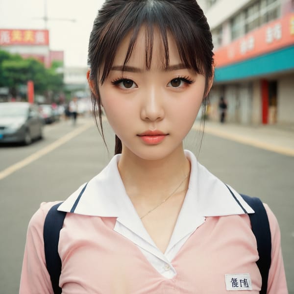 Tags: 21872187, SDXL
{"3": {"inputs": {"seed": 376751045157866, "steps": 64, "cfg": 6.66, "sampler_name": "dpmpp_2m", "scheduler": "karras", "denoise": 1.0, "model": ["27", 0], "positive": ["6", 0], "negative": ["7", 0], "latent_image": ["5", 0]}, "class_type": "KSampler"}, "4": {"inputs": {"ckpt_name": "juggernautxl.safetensors"}, "class_type": "CheckpointLoaderSimple"}, "5": {"inputs": {"width": 1024, "height": 1024, "batch_size": 1}, "class_type": "EmptyLatentImage"}, "6": {"inputs": {"text": "24 year old girl, (chinese:0.95), (blush:1.11), (eyelashes:1.00), (seductive pose:0.98), (idol:1.11), (cute:1.13), (sexy lips:0.96), (slim:1.09), (double eyelids:1.07), (detailed face:1.14), (pale skin:1.00), (beautiful eyes:1.05), (seductive facial expression:1.09), (temptress:0.99), (on all fours:1.02), (spreading ass cheeks:1.07), (from behind:1.13), (backboob:1.03), (school uniform:1.10), choker, busy street, (film:1.03), (detailed skin:1.09), (candid cinema:1.06), (RAW:1.00), (natural looking skin:1.00), (skin fuzz:1.04), (textured skin:1.09), (portra:1.00), (soft lighting:1.06)", "clip": ["27", 1]}, "class_type": "CLIPTextEncode"}, "7": {"inputs": {"text": "(worst quality:1.11), (open mouth:1.05), (low resolution:1.06), (twisted:1.07), (watermark:1.09), (distorted:1.08), (bad hands:1.14)", "clip": ["27", 1]}, "class_type": "CLIPTextEncode"}, "8": {"inputs": {"samples": ["3", 0], "vae": ["4", 2]}, "class_type": "VAEDecode"}, "25": {"inputs": {"lora_name": "nudify_xl.safetensors", "strength_model": 0.22, "strength_clip": 0.29, "model": ["4", 0], "clip": ["4", 1]}, "class_type": "LoraLoader"}, "26": {"inputs": {"lora_name": "shirtlift_SDXL_v2.safetensors", "strength_model": 0.0, "strength_clip": 0.16, "model": ["25", 0], "clip": ["25", 1]}, "class_type": "LoraLoader"}, "27": {"inputs": {"lora_name": "PerfectEyesXL.safetensors", "strength_model": 0.13, "strength_clip": 0.17, "model": ["26", 0], "clip": ["26", 1]}, "class_type": "LoraLoader"}, "30": {"inputs": {"model_name": "4x_NMKD-Superscale-SP_178000_G.pth"}, "class_type": "UpscaleModelLoader"}, "31": {"inputs": {"upscale_model": ["30", 0], "image": ["8", 0]}, "class_type": "ImageUpscaleWithModel"}, "32": {"inputs": {"upscale_method": "lanczos", "scale_by": 0.5, "image": ["31", 0]}, "class_type": "ImageScaleBy"}, "33": {"inputs": {"pixels": ["32", 0], "vae": ["4", 2]}, "class_type": "VAEEncode"}, "34": {"inputs": {"seed": 376751045157866, "steps": 64, "cfg": 6.66, "sampler_name": "dpmpp_2m", "scheduler": "karras", "denoise": 0.3, "model": ["27", 0], "positive": ["6", 0], "negative": ["7", 0], "latent_image": ["33", 0]}, "class_type": "KSampler"}, "36": {"inputs": {"samples": ["34", 0], "vae": ["4", 2]}, "class_type": "VAEDecode"}, "39": {"inputs": {"filename_prefix": "comfyapi-1723644419370", "images": ["36", 0]}, "class_type": "SaveImage"}}