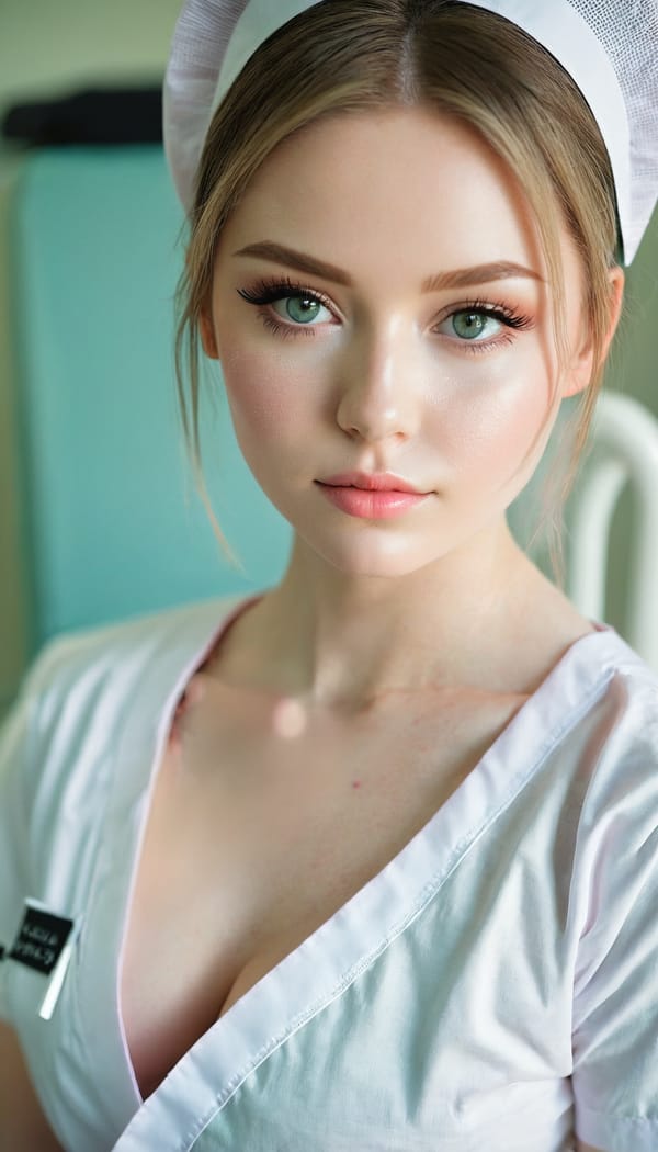 Tags: 21872187, SDXL
{"3": {"inputs": {"seed": 353651433874609, "steps": 32, "cfg": 7.94, "sampler_name": "dpmpp_2m", "scheduler": "karras", "denoise": 1.0, "model": ["27", 0], "positive": ["6", 0], "negative": ["7", 0], "latent_image": ["5", 0]}, "class_type": "KSampler"}, "4": {"inputs": {"ckpt_name": "juggernautxl.safetensors"}, "class_type": "CheckpointLoaderSimple"}, "5": {"inputs": {"width": 768, "height": 1344, "batch_size": 1}, "class_type": "EmptyLatentImage"}, "6": {"inputs": {"text": "25 year old girl, (irish:1.14), (idol:0.98), (seductive pose:1.00), (blush:1.11), (temptress:1.03), (detailed face:1.09), (cute:1.10), (sexy lips:1.08), (beautiful eyes:1.00), (seductive facial expression:1.11), (eyelashes:1.13), (double eyelids:0.97), (pale skin:1.06), (perky ass:1.05), (exposed ass:1.13), (looking back:1.06), (sexy ass:0.97), (thigh gap:0.97), (nurse in uniform:1.09) working in a hospital ward, (soft lighting:1.08), (detailed skin:1.08), (skin fuzz:1.08), (candid cinema:1.03), (portra:1.02), (film:1.00), (RAW:1.01), (textured skin:1.09), (natural looking skin:1.00)", "clip": ["27", 1]}, "class_type": "CLIPTextEncode"}, "7": {"inputs": {"text": "(watermark:1.10), (bad hands:1.08), (open mouth:1.08), (distorted:1.05), (twisted:1.12), (low resolution:1.06), (worst quality:1.12)", "clip": ["27", 1]}, "class_type": "CLIPTextEncode"}, "8": {"inputs": {"samples": ["3", 0], "vae": ["4", 2]}, "class_type": "VAEDecode"}, "25": {"inputs": {"lora_name": "nudify_xl.safetensors", "strength_model": 0.14, "strength_clip": 0.29, "model": ["4", 0], "clip": ["4", 1]}, "class_type": "LoraLoader"}, "26": {"inputs": {"lora_name": "shirtlift_SDXL_v2.safetensors", "strength_model": 0.07, "strength_clip": 0.07, "model": ["25", 0], "clip": ["25", 1]}, "class_type": "LoraLoader"}, "27": {"inputs": {"lora_name": "PerfectEyesXL.safetensors", "strength_model": 0.12, "strength_clip": 0.11, "model": ["26", 0], "clip": ["26", 1]}, "class_type": "LoraLoader"}, "30": {"inputs": {"model_name": "4x_NMKD-Superscale-SP_178000_G.pth"}, "class_type": "UpscaleModelLoader"}, "31": {"inputs": {"upscale_model": ["30", 0], "image": ["8", 0]}, "class_type": "ImageUpscaleWithModel"}, "32": {"inputs": {"upscale_method": "lanczos", "scale_by": 0.5, "image": ["31", 0]}, "class_type": "ImageScaleBy"}, "33": {"inputs": {"pixels": ["32", 0], "vae": ["4", 2]}, "class_type": "VAEEncode"}, "34": {"inputs": {"seed": 353651433874609, "steps": 32, "cfg": 7.94, "sampler_name": "dpmpp_2m", "scheduler": "karras", "denoise": 0.3, "model": ["27", 0], "positive": ["6", 0], "negative": ["7", 0], "latent_image": ["33", 0]}, "class_type": "KSampler"}, "36": {"inputs": {"samples": ["34", 0], "vae": ["4", 2]}, "class_type": "VAEDecode"}, "39": {"inputs": {"filename_prefix": "comfyapi-1712026820750", "images": ["36", 0]}, "class_type": "SaveImage"}}