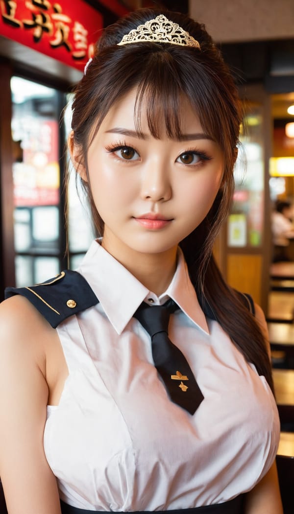 Tags: 21872187, SDXL
{"3": {"inputs": {"seed": 272238079867392, "steps": 64, "cfg": 7.54, "sampler_name": "dpmpp_2m", "scheduler": "karras", "denoise": 1.0, "model": ["27", 0], "positive": ["6", 0], "negative": ["7", 0], "latent_image": ["5", 0]}, "class_type": "KSampler"}, "4": {"inputs": {"ckpt_name": "juggernautxl.safetensors"}, "class_type": "CheckpointLoaderSimple"}, "5": {"inputs": {"width": 768, "height": 1344, "batch_size": 1}, "class_type": "EmptyLatentImage"}, "6": {"inputs": {"text": "19 year old girl, (japanese:1.14), (eyelashes:1.02), (seductive pose:1.05), (detailed face:1.13), (slim:0.98), (temptress:1.13), (sexy lips:1.06), (cute:1.04), (seductive facial expression:1.04), (beautiful eyes:1.05), (idol:1.12), (blush:0.97), (double eyelids:0.96), (in a seductive pose:1.03), (large perky breasts:1.07), (cleavage:0.98), (thigh gap:0.96), (a waitress in uniform:1.14) working at a restaurant, (natural looking skin:1.02), (skin fuzz:1.07), (film:1.07), (RAW:1.02), (candid cinema:1.00), (detailed skin:1.03), (portra:1.00), (soft lighting:1.02), (textured skin:1.09)", "clip": ["27", 1]}, "class_type": "CLIPTextEncode"}, "7": {"inputs": {"text": "(worst quality:1.05), (low resolution:1.07), (watermark:1.07), (distorted:1.08), (twisted:1.11), (open mouth:1.12), (bad hands:1.14)", "clip": ["27", 1]}, "class_type": "CLIPTextEncode"}, "8": {"inputs": {"samples": ["3", 0], "vae": ["4", 2]}, "class_type": "VAEDecode"}, "25": {"inputs": {"lora_name": "nudify_xl.safetensors", "strength_model": 0.24, "strength_clip": 0.01, "model": ["4", 0], "clip": ["4", 1]}, "class_type": "LoraLoader"}, "26": {"inputs": {"lora_name": "shirtlift_SDXL_v2.safetensors", "strength_model": 0.13, "strength_clip": 0.02, "model": ["25", 0], "clip": ["25", 1]}, "class_type": "LoraLoader"}, "27": {"inputs": {"lora_name": "PerfectEyesXL.safetensors", "strength_model": 0.16, "strength_clip": 0.03, "model": ["26", 0], "clip": ["26", 1]}, "class_type": "LoraLoader"}, "30": {"inputs": {"model_name": "4x_NMKD-Superscale-SP_178000_G.pth"}, "class_type": "UpscaleModelLoader"}, "31": {"inputs": {"upscale_model": ["30", 0], "image": ["8", 0]}, "class_type": "ImageUpscaleWithModel"}, "32": {"inputs": {"upscale_method": "lanczos", "scale_by": 0.5, "image": ["31", 0]}, "class_type": "ImageScaleBy"}, "33": {"inputs": {"pixels": ["32", 0], "vae": ["4", 2]}, "class_type": "VAEEncode"}, "34": {"inputs": {"seed": 272238079867392, "steps": 64, "cfg": 7.54, "sampler_name": "dpmpp_2m", "scheduler": "karras", "denoise": 0.3, "model": ["27", 0], "positive": ["6", 0], "negative": ["7", 0], "latent_image": ["33", 0]}, "class_type": "KSampler"}, "36": {"inputs": {"samples": ["34", 0], "vae": ["4", 2]}, "class_type": "VAEDecode"}, "39": {"inputs": {"filename_prefix": "comfyapi-1735849615111", "images": ["36", 0]}, "class_type": "SaveImage"}}