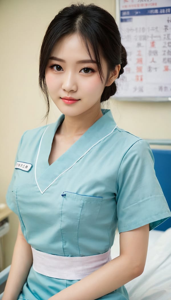 Tags: 21872187, SDXL
{"3": {"inputs": {"seed": 264765501334770, "steps": 32, "cfg": 7.19, "sampler_name": "dpmpp_2m", "scheduler": "karras", "denoise": 1.0, "model": ["27", 0], "positive": ["6", 0], "negative": ["7", 0], "latent_image": ["5", 0]}, "class_type": "KSampler"}, "4": {"inputs": {"ckpt_name": "juggernautXL_v8Rundiffusion.safetensors"}, "class_type": "CheckpointLoaderSimple"}, "5": {"inputs": {"width": 768, "height": 1344, "batch_size": 1}, "class_type": "EmptyLatentImage"}, "6": {"inputs": {"text": "23 year old girl, (chinese:1.08), (beautiful eyes:1.05), (seductive pose:1.11), (double eyelids:1.00), (slim:1.01), (temptress:1.14), (cute:0.98), (idol:1.11), (sexy lips:1.09), (detailed face:1.14), (eyelashes:1.09), (blush:1.05), (pale skin:1.02), (seductive facial expression:0.97), (in a seductive pose:0.98), (large perky breasts:0.97), (cleavage:1.08), (thigh gap:0.95), (nurse in uniform:1.03) working in a hospital ward, (film:1.01), (detailed skin:1.04), (candid cinema:1.09), (textured skin:1.07), (portra:1.01), (soft lighting:1.02), (skin fuzz:1.03), (RAW:1.03), (natural looking skin:1.07)", "clip": ["27", 1]}, "class_type": "CLIPTextEncode"}, "7": {"inputs": {"text": "(bad hands:1.13), (watermark:1.06), (open mouth:1.12), (low resolution:1.07), (distorted:1.09), (worst quality:1.10), (twisted:1.08)", "clip": ["27", 1]}, "class_type": "CLIPTextEncode"}, "8": {"inputs": {"samples": ["3", 0], "vae": ["4", 2]}, "class_type": "VAEDecode"}, "25": {"inputs": {"lora_name": "nudify_xl.safetensors", "strength_model": 0.01, "strength_clip": 0.11, "model": ["4", 0], "clip": ["4", 1]}, "class_type": "LoraLoader"}, "26": {"inputs": {"lora_name": "shirtlift_SDXL_v2.safetensors", "strength_model": 0.11, "strength_clip": 0.14, "model": ["25", 0], "clip": ["25", 1]}, "class_type": "LoraLoader"}, "27": {"inputs": {"lora_name": "PerfectEyesXL.safetensors", "strength_model": 0.15, "strength_clip": 0.17, "model": ["26", 0], "clip": ["26", 1]}, "class_type": "LoraLoader"}, "30": {"inputs": {"model_name": "4x_NMKD-Superscale-SP_178000_G.pth"}, "class_type": "UpscaleModelLoader"}, "31": {"inputs": {"upscale_model": ["30", 0], "image": ["8", 0]}, "class_type": "ImageUpscaleWithModel"}, "32": {"inputs": {"upscale_method": "lanczos", "scale_by": 0.5, "image": ["31", 0]}, "class_type": "ImageScaleBy"}, "33": {"inputs": {"pixels": ["32", 0], "vae": ["4", 2]}, "class_type": "VAEEncode"}, "34": {"inputs": {"seed": 264765501334770, "steps": 32, "cfg": 7.19, "sampler_name": "dpmpp_2m", "scheduler": "karras", "denoise": 0.3, "model": ["27", 0], "positive": ["6", 0], "negative": ["7", 0], "latent_image": ["33", 0]}, "class_type": "KSampler"}, "36": {"inputs": {"samples": ["34", 0], "vae": ["4", 2]}, "class_type": "VAEDecode"}, "39": {"inputs": {"filename_prefix": "comfyapi-1707984403472", "images": ["36", 0]}, "class_type": "SaveImage"}}