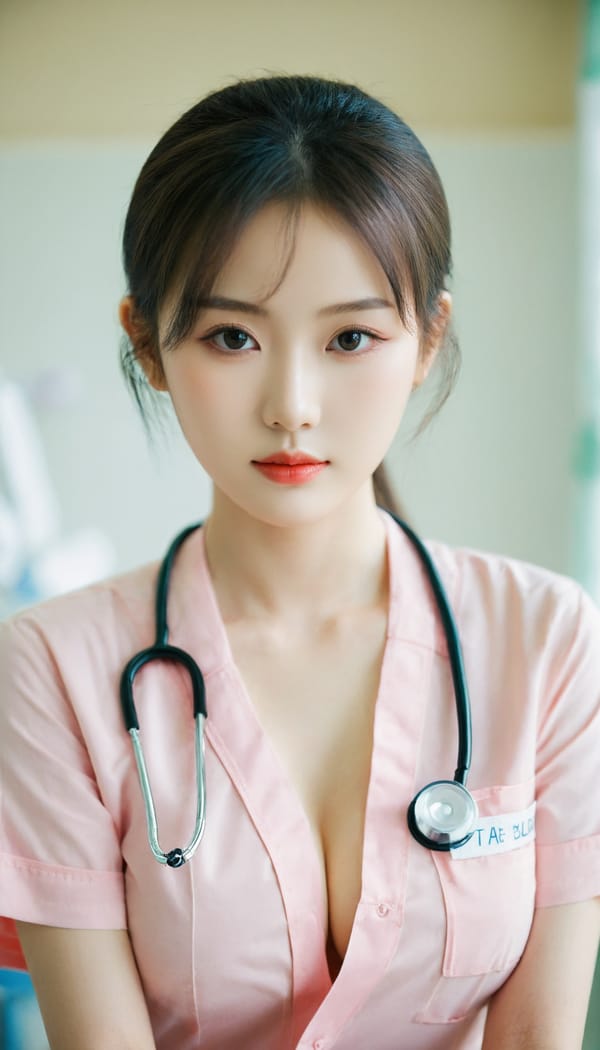 Tags: 21872187, SDXL
{"3": {"inputs": {"seed": 280902598662734, "steps": 64, "cfg": 6.25, "sampler_name": "dpmpp_2m", "scheduler": "karras", "denoise": 1.0, "model": ["27", 0], "positive": ["6", 0], "negative": ["7", 0], "latent_image": ["5", 0]}, "class_type": "KSampler"}, "4": {"inputs": {"ckpt_name": "leosamsHelloworldSDXL_helloworldSDXL32DPO.safetensors"}, "class_type": "CheckpointLoaderSimple"}, "5": {"inputs": {"width": 768, "height": 1344, "batch_size": 1}, "class_type": "EmptyLatentImage"}, "6": {"inputs": {"text": "20 year old girl, (chinese:1.11), (slim:1.03), (detailed face:1.14), (temptress:1.11), (double eyelids:1.01), (beautiful eyes:1.03), (blush:1.05), (cute:1.09), (idol:0.98), (pale skin:0.98), (seductive facial expression:1.07), (sexy lips:1.08), (seductive pose:0.95), (in a seductive pose:1.12), (large perky breasts:0.99), (cleavage:0.95), (thigh gap:0.96), (nurse in uniform:1.03) working in a hospital ward, (soft lighting:1.02), (portra:1.04), (film:1.07), (natural looking skin:1.07), (detailed skin:1.03), (textured skin:1.01), (RAW:1.09), (candid cinema:1.02), (skin fuzz:1.04)", "clip": ["27", 1]}, "class_type": "CLIPTextEncode"}, "7": {"inputs": {"text": "(open mouth:1.10), (worst quality:1.11), (bad hands:1.10), (watermark:1.14), (distorted:1.05), (low resolution:1.13), (twisted:1.11)", "clip": ["27", 1]}, "class_type": "CLIPTextEncode"}, "8": {"inputs": {"samples": ["3", 0], "vae": ["4", 2]}, "class_type": "VAEDecode"}, "25": {"inputs": {"lora_name": "nudify_xl.safetensors", "strength_model": 0.05, "strength_clip": 0.12, "model": ["4", 0], "clip": ["4", 1]}, "class_type": "LoraLoader"}, "26": {"inputs": {"lora_name": "shirtlift_SDXL_v2.safetensors", "strength_model": 0.01, "strength_clip": 0.04, "model": ["25", 0], "clip": ["25", 1]}, "class_type": "LoraLoader"}, "27": {"inputs": {"lora_name": "PerfectEyesXL.safetensors", "strength_model": 0.09, "strength_clip": 0.09, "model": ["26", 0], "clip": ["26", 1]}, "class_type": "LoraLoader"}, "30": {"inputs": {"model_name": "4x_NMKD-Superscale-SP_178000_G.pth"}, "class_type": "UpscaleModelLoader"}, "31": {"inputs": {"upscale_model": ["30", 0], "image": ["8", 0]}, "class_type": "ImageUpscaleWithModel"}, "32": {"inputs": {"upscale_method": "lanczos", "scale_by": 0.5, "image": ["31", 0]}, "class_type": "ImageScaleBy"}, "33": {"inputs": {"pixels": ["32", 0], "vae": ["4", 2]}, "class_type": "VAEEncode"}, "34": {"inputs": {"seed": 280902598662734, "steps": 64, "cfg": 6.25, "sampler_name": "dpmpp_2m", "scheduler": "karras", "denoise": 0.3, "model": ["27", 0], "positive": ["6", 0], "negative": ["7", 0], "latent_image": ["33", 0]}, "class_type": "KSampler"}, "36": {"inputs": {"samples": ["34", 0], "vae": ["4", 2]}, "class_type": "VAEDecode"}, "39": {"inputs": {"filename_prefix": "comfyapi-1708133530943", "images": ["36", 0]}, "class_type": "SaveImage"}}