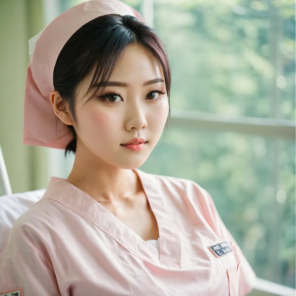 Tags: 21872187, SDXL
{"3": {"inputs": {"seed": 786231046739042, "steps": 64, "cfg": 7.35, "sampler_name": "dpmpp_2m", "scheduler": "karras", "denoise": 1.0, "model": ["27", 0], "positive": ["6", 0], "negative": ["7", 0], "latent_image": ["5", 0]}, "class_type": "KSampler"}, "4": {"inputs": {"ckpt_name": "juggernautxl.safetensors"}, "class_type": "CheckpointLoaderSimple"}, "5": {"inputs": {"width": 1024, "height": 1024, "batch_size": 1}, "class_type": "EmptyLatentImage"}, "6": {"inputs": {"text": "24 year old girl, (taiwanese:1.11), (temptress:1.08), (seductive facial expression:1.13), (sexy lips:1.06), (double eyelids:1.10), (blush:1.09), (detailed face:1.02), (seductive pose:1.12), (eyelashes:1.07), (cute:0.96), (slim:1.01), (idol:1.10), (pale skin:0.97), (beautiful eyes:1.01), (in a seductive pose:1.02), (large perky breasts:0.96), (cleavage:0.97), (thigh gap:1.09), (nurse in uniform:1.11) working in a hospital ward, (detailed skin:1.02), (candid cinema:1.05), (natural looking skin:1.09), (film:1.09), (RAW:1.04), (soft lighting:1.05), (textured skin:1.02), (portra:1.04), (skin fuzz:1.03)", "clip": ["27", 1]}, "class_type": "CLIPTextEncode"}, "7": {"inputs": {"text": "(low resolution:1.07), (worst quality:1.08), (bad hands:1.10), (watermark:1.05), (distorted:1.10), (open mouth:1.14), (twisted:1.12)", "clip": ["27", 1]}, "class_type": "CLIPTextEncode"}, "8": {"inputs": {"samples": ["3", 0], "vae": ["4", 2]}, "class_type": "VAEDecode"}, "25": {"inputs": {"lora_name": "nudify_xl.safetensors", "strength_model": 0.19, "strength_clip": 0.39, "model": ["4", 0], "clip": ["4", 1]}, "class_type": "LoraLoader"}, "26": {"inputs": {"lora_name": "shirtlift_SDXL_v2.safetensors", "strength_model": 0.05, "strength_clip": 0.0, "model": ["25", 0], "clip": ["25", 1]}, "class_type": "LoraLoader"}, "27": {"inputs": {"lora_name": "PerfectEyesXL.safetensors", "strength_model": 0.02, "strength_clip": 0.18, "model": ["26", 0], "clip": ["26", 1]}, "class_type": "LoraLoader"}, "30": {"inputs": {"model_name": "4x_NMKD-Superscale-SP_178000_G.pth"}, "class_type": "UpscaleModelLoader"}, "31": {"inputs": {"upscale_model": ["30", 0], "image": ["8", 0]}, "class_type": "ImageUpscaleWithModel"}, "32": {"inputs": {"upscale_method": "lanczos", "scale_by": 0.5, "image": ["31", 0]}, "class_type": "ImageScaleBy"}, "33": {"inputs": {"pixels": ["32", 0], "vae": ["4", 2]}, "class_type": "VAEEncode"}, "34": {"inputs": {"seed": 786231046739042, "steps": 64, "cfg": 7.35, "sampler_name": "dpmpp_2m", "scheduler": "karras", "denoise": 0.3, "model": ["27", 0], "positive": ["6", 0], "negative": ["7", 0], "latent_image": ["33", 0]}, "class_type": "KSampler"}, "36": {"inputs": {"samples": ["34", 0], "vae": ["4", 2]}, "class_type": "VAEDecode"}, "39": {"inputs": {"filename_prefix": "comfyapi-1713435183534", "images": ["36", 0]}, "class_type": "SaveImage"}}