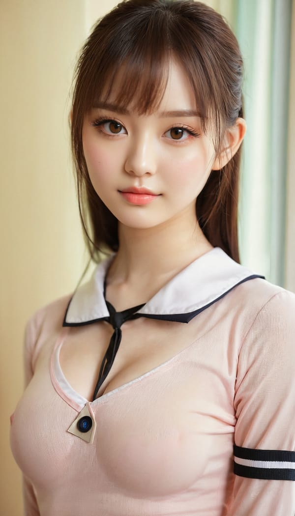 Tags: 21872187, SDXL
{"3": {"inputs": {"seed": 821146823455476, "steps": 64, "cfg": 7.24, "sampler_name": "dpmpp_2m", "scheduler": "karras", "denoise": 1.0, "model": ["27", 0], "positive": ["6", 0], "negative": ["7", 0], "latent_image": ["5", 0]}, "class_type": "KSampler"}, "4": {"inputs": {"ckpt_name": "juggernautxl.safetensors"}, "class_type": "CheckpointLoaderSimple"}, "5": {"inputs": {"width": 768, "height": 1344, "batch_size": 1}, "class_type": "EmptyLatentImage"}, "6": {"inputs": {"text": "25 year old girl, (cute:1.14), (detailed face:1.10), (double eyelids:0.98), (beautiful eyes:0.96), (eyelashes:1.12), (seductive pose:1.07), (sexy lips:0.96), (pale skin:1.09), (seductive facial expression:1.06), (temptress:1.04), (blush:1.05), (idol:0.98), (slim:0.97), (in a seductive pose:1.14), (large perky breasts:1.05), (cleavage:0.99), (thigh gap:1.13), (school uniform:1.13), choker, busy street, (soft lighting:1.08), (portra:1.07), (natural looking skin:1.07), (skin fuzz:1.01), (RAW:1.00), (candid cinema:1.01), (film:1.01), (textured skin:1.08), (detailed skin:1.08)", "clip": ["27", 1]}, "class_type": "CLIPTextEncode"}, "7": {"inputs": {"text": "(twisted:1.05), (low resolution:1.05), (bad hands:1.12), (open mouth:1.07), (worst quality:1.12), (watermark:1.14), (distorted:1.12)", "clip": ["27", 1]}, "class_type": "CLIPTextEncode"}, "8": {"inputs": {"samples": ["3", 0], "vae": ["4", 2]}, "class_type": "VAEDecode"}, "25": {"inputs": {"lora_name": "nudify_xl.safetensors", "strength_model": 0.29, "strength_clip": 0.39, "model": ["4", 0], "clip": ["4", 1]}, "class_type": "LoraLoader"}, "26": {"inputs": {"lora_name": "shirtlift_SDXL_v2.safetensors", "strength_model": 0.01, "strength_clip": 0.08, "model": ["25", 0], "clip": ["25", 1]}, "class_type": "LoraLoader"}, "27": {"inputs": {"lora_name": "PerfectEyesXL.safetensors", "strength_model": 0.1, "strength_clip": 0.12, "model": ["26", 0], "clip": ["26", 1]}, "class_type": "LoraLoader"}, "30": {"inputs": {"model_name": "4x_NMKD-Superscale-SP_178000_G.pth"}, "class_type": "UpscaleModelLoader"}, "31": {"inputs": {"upscale_model": ["30", 0], "image": ["8", 0]}, "class_type": "ImageUpscaleWithModel"}, "32": {"inputs": {"upscale_method": "lanczos", "scale_by": 0.5, "image": ["31", 0]}, "class_type": "ImageScaleBy"}, "33": {"inputs": {"pixels": ["32", 0], "vae": ["4", 2]}, "class_type": "VAEEncode"}, "34": {"inputs": {"seed": 821146823455476, "steps": 64, "cfg": 7.24, "sampler_name": "dpmpp_2m", "scheduler": "karras", "denoise": 0.3, "model": ["27", 0], "positive": ["6", 0], "negative": ["7", 0], "latent_image": ["33", 0]}, "class_type": "KSampler"}, "36": {"inputs": {"samples": ["34", 0], "vae": ["4", 2]}, "class_type": "VAEDecode"}, "39": {"inputs": {"filename_prefix": "comfyapi-1723921464613", "images": ["36", 0]}, "class_type": "SaveImage"}}