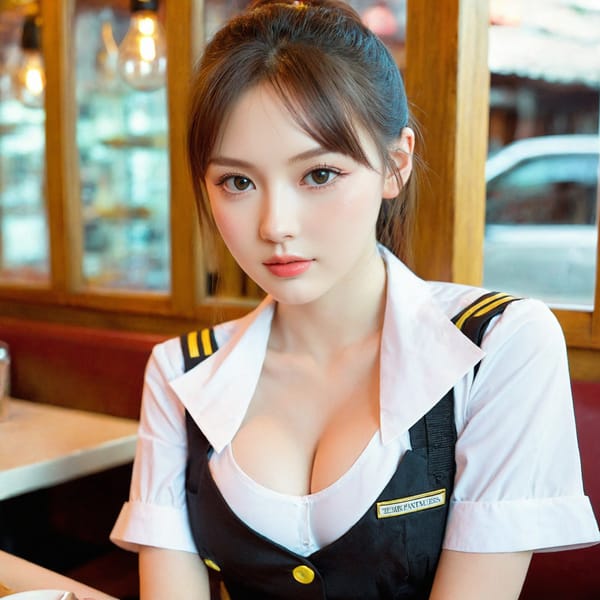 Tags: 21872187, SDXL
{"3": {"inputs": {"seed": 638373743812505, "steps": 64, "cfg": 7.06, "sampler_name": "dpmpp_2m", "scheduler": "karras", "denoise": 1.0, "model": ["27", 0], "positive": ["6", 0], "negative": ["7", 0], "latent_image": ["5", 0]}, "class_type": "KSampler"}, "4": {"inputs": {"ckpt_name": "leosamsHelloworldSDXL_helloworldSDXL32DPO.safetensors"}, "class_type": "CheckpointLoaderSimple"}, "5": {"inputs": {"width": 1024, "height": 1024, "batch_size": 1}, "class_type": "EmptyLatentImage"}, "6": {"inputs": {"text": "18 year old girl, (ukrainian:1.10), (japanese:1.12), (eyelashes:1.00), (detailed face:1.04), (beautiful eyes:0.95), (seductive facial expression:1.13), (cute:1.04), (double eyelids:1.09), (pale skin:1.11), (slim:1.14), (temptress:1.08), (sexy lips:1.04), (idol:1.10), (blush:1.09), (seductive pose:1.00), (in a seductive pose:1.08), (large perky breasts:1.08), (cleavage:0.99), (thigh gap:0.99), (a waitress in uniform:1.11) working at a restaurant, (skin fuzz:1.08), (detailed skin:1.05), (soft lighting:1.05), (natural looking skin:1.04), (RAW:1.08), (film:1.09), (textured skin:1.08), (portra:1.08), (candid cinema:1.02)", "clip": ["27", 1]}, "class_type": "CLIPTextEncode"}, "7": {"inputs": {"text": "(open mouth:1.12), (watermark:1.14), (low resolution:1.12), (distorted:1.10), (bad hands:1.09), (twisted:1.05), (worst quality:1.10)", "clip": ["27", 1]}, "class_type": "CLIPTextEncode"}, "8": {"inputs": {"samples": ["3", 0], "vae": ["4", 2]}, "class_type": "VAEDecode"}, "25": {"inputs": {"lora_name": "nudify_xl.safetensors", "strength_model": 0.35, "strength_clip": 0.06, "model": ["4", 0], "clip": ["4", 1]}, "class_type": "LoraLoader"}, "26": {"inputs": {"lora_name": "shirtlift_SDXL_v2.safetensors", "strength_model": 0.11, "strength_clip": 0.09, "model": ["25", 0], "clip": ["25", 1]}, "class_type": "LoraLoader"}, "27": {"inputs": {"lora_name": "PerfectEyesXL.safetensors", "strength_model": 0.0, "strength_clip": 0.1, "model": ["26", 0], "clip": ["26", 1]}, "class_type": "LoraLoader"}, "30": {"inputs": {"model_name": "4x_NMKD-Superscale-SP_178000_G.pth"}, "class_type": "UpscaleModelLoader"}, "31": {"inputs": {"upscale_model": ["30", 0], "image": ["8", 0]}, "class_type": "ImageUpscaleWithModel"}, "32": {"inputs": {"upscale_method": "lanczos", "scale_by": 0.5, "image": ["31", 0]}, "class_type": "ImageScaleBy"}, "33": {"inputs": {"pixels": ["32", 0], "vae": ["4", 2]}, "class_type": "VAEEncode"}, "34": {"inputs": {"seed": 638373743812505, "steps": 64, "cfg": 7.06, "sampler_name": "dpmpp_2m", "scheduler": "karras", "denoise": 0.3, "model": ["27", 0], "positive": ["6", 0], "negative": ["7", 0], "latent_image": ["33", 0]}, "class_type": "KSampler"}, "36": {"inputs": {"samples": ["34", 0], "vae": ["4", 2]}, "class_type": "VAEDecode"}, "39": {"inputs": {"filename_prefix": "comfyapi-1708205858108", "images": ["36", 0]}, "class_type": "SaveImage"}}