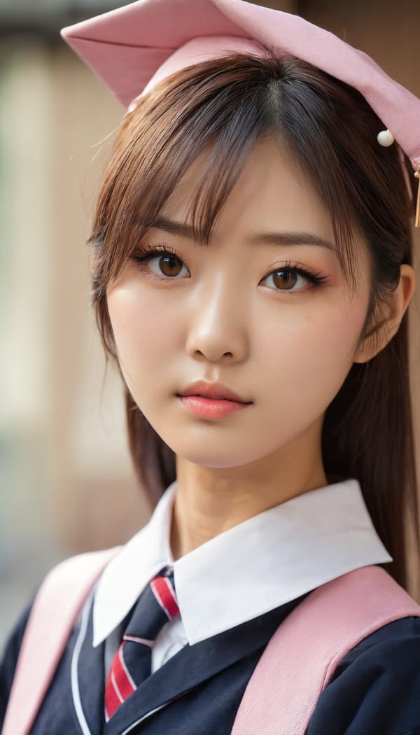 Tags: 21872187, SDXL
{"3": {"inputs": {"seed": 892475623530049, "steps": 64, "cfg": 5.73, "sampler_name": "dpmpp_2m", "scheduler": "karras", "denoise": 1.0, "model": ["27", 0], "positive": ["6", 0], "negative": ["7", 0], "latent_image": ["5", 0]}, "class_type": "KSampler"}, "4": {"inputs": {"ckpt_name": "juggernautxl.safetensors"}, "class_type": "CheckpointLoaderSimple"}, "5": {"inputs": {"width": 768, "height": 1344, "batch_size": 1}, "class_type": "EmptyLatentImage"}, "6": {"inputs": {"text": "25 year old girl, (japanese:0.98), (seductive facial expression:1.03), (eyelashes:1.06), (cute:1.10), (sexy lips:0.99), (slim:1.14), (beautiful eyes:1.04), (double eyelids:1.07), (seductive pose:1.03), (detailed face:1.08), (blush:1.06), (temptress:1.03), (in a seductive pose:1.05), (large perky breasts:1.05), (cleavage:1.13), (thigh gap:0.97), (school uniform:1.06), choker, busy street, (film:1.06), (skin fuzz:1.05), (textured skin:1.03), (natural looking skin:1.06), (soft lighting:1.00), (RAW:1.04), (detailed skin:1.04), (candid cinema:1.00), (portra:1.00)", "clip": ["27", 1]}, "class_type": "CLIPTextEncode"}, "7": {"inputs": {"text": "(low resolution:1.10), (twisted:1.14), (distorted:1.13), (watermark:1.06), (bad hands:1.10), (worst quality:1.08), (open mouth:1.13)", "clip": ["27", 1]}, "class_type": "CLIPTextEncode"}, "8": {"inputs": {"samples": ["3", 0], "vae": ["4", 2]}, "class_type": "VAEDecode"}, "25": {"inputs": {"lora_name": "nudify_xl.safetensors", "strength_model": 0.1, "strength_clip": 0.18, "model": ["4", 0], "clip": ["4", 1]}, "class_type": "LoraLoader"}, "26": {"inputs": {"lora_name": "shirtlift_SDXL_v2.safetensors", "strength_model": 0.01, "strength_clip": 0.07, "model": ["25", 0], "clip": ["25", 1]}, "class_type": "LoraLoader"}, "27": {"inputs": {"lora_name": "PerfectEyesXL.safetensors", "strength_model": 0.17, "strength_clip": 0.09, "model": ["26", 0], "clip": ["26", 1]}, "class_type": "LoraLoader"}, "30": {"inputs": {"model_name": "4x_NMKD-Superscale-SP_178000_G.pth"}, "class_type": "UpscaleModelLoader"}, "31": {"inputs": {"upscale_model": ["30", 0], "image": ["8", 0]}, "class_type": "ImageUpscaleWithModel"}, "32": {"inputs": {"upscale_method": "lanczos", "scale_by": 0.5, "image": ["31", 0]}, "class_type": "ImageScaleBy"}, "33": {"inputs": {"pixels": ["32", 0], "vae": ["4", 2]}, "class_type": "VAEEncode"}, "34": {"inputs": {"seed": 892475623530049, "steps": 64, "cfg": 5.73, "sampler_name": "dpmpp_2m", "scheduler": "karras", "denoise": 0.3, "model": ["27", 0], "positive": ["6", 0], "negative": ["7", 0], "latent_image": ["33", 0]}, "class_type": "KSampler"}, "36": {"inputs": {"samples": ["34", 0], "vae": ["4", 2]}, "class_type": "VAEDecode"}, "39": {"inputs": {"filename_prefix": "comfyapi-1726675976364", "images": ["36", 0]}, "class_type": "SaveImage"}}