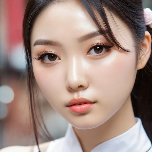 Tags: 21872187, SDXL
{"3": {"inputs": {"seed": 713033312008145, "steps": 64, "cfg": 6.76, "sampler_name": "dpmpp_2m", "scheduler": "karras", "denoise": 1.0, "model": ["27", 0], "positive": ["6", 0], "negative": ["7", 0], "latent_image": ["5", 0]}, "class_type": "KSampler"}, "4": {"inputs": {"ckpt_name": "juggernautxl.safetensors"}, "class_type": "CheckpointLoaderSimple"}, "5": {"inputs": {"width": 1024, "height": 1024, "batch_size": 1}, "class_type": "EmptyLatentImage"}, "6": {"inputs": {"text": "25 year old girl, (korean:0.95), (ukrainian:1.09), (taiwanese:0.97), (chinese:0.99), (pale skin:1.04), (seductive facial expression:1.09), (detailed face:1.10), (double eyelids:1.03), (blush:1.07), (temptress:1.09), (eyelashes:1.13), (sexy lips:0.99), (cute:1.03), (beautiful eyes:0.96), (idol:1.00), (seductive pose:1.06), (in a seductive pose:1.02), (large perky breasts:1.05), (cleavage:0.97), (thigh gap:1.04), (school uniform:1.01), choker, busy street, (skin fuzz:1.02), (natural looking skin:1.00), (soft lighting:1.02), (textured skin:1.04), (detailed skin:1.05), (film:1.08), (RAW:1.09), (portra:1.01)", "clip": ["27", 1]}, "class_type": "CLIPTextEncode"}, "7": {"inputs": {"text": "(open mouth:1.11), (distorted:1.05), (twisted:1.10), (low resolution:1.12), (worst quality:1.12), (watermark:1.10), (bad hands:1.06)", "clip": ["27", 1]}, "class_type": "CLIPTextEncode"}, "8": {"inputs": {"samples": ["3", 0], "vae": ["4", 2]}, "class_type": "VAEDecode"}, "25": {"inputs": {"lora_name": "nudify_xl.safetensors", "strength_model": 0.38, "strength_clip": 0.32, "model": ["4", 0], "clip": ["4", 1]}, "class_type": "LoraLoader"}, "26": {"inputs": {"lora_name": "shirtlift_SDXL_v2.safetensors", "strength_model": 0.0, "strength_clip": 0.11, "model": ["25", 0], "clip": ["25", 1]}, "class_type": "LoraLoader"}, "27": {"inputs": {"lora_name": "PerfectEyesXL.safetensors", "strength_model": 0.01, "strength_clip": 0.11, "model": ["26", 0], "clip": ["26", 1]}, "class_type": "LoraLoader"}, "30": {"inputs": {"model_name": "4x_NMKD-Superscale-SP_178000_G.pth"}, "class_type": "UpscaleModelLoader"}, "31": {"inputs": {"upscale_model": ["30", 0], "image": ["8", 0]}, "class_type": "ImageUpscaleWithModel"}, "32": {"inputs": {"upscale_method": "lanczos", "scale_by": 0.5, "image": ["31", 0]}, "class_type": "ImageScaleBy"}, "33": {"inputs": {"pixels": ["32", 0], "vae": ["4", 2]}, "class_type": "VAEEncode"}, "34": {"inputs": {"seed": 713033312008145, "steps": 64, "cfg": 6.76, "sampler_name": "dpmpp_2m", "scheduler": "karras", "denoise": 0.3, "model": ["27", 0], "positive": ["6", 0], "negative": ["7", 0], "latent_image": ["33", 0]}, "class_type": "KSampler"}, "36": {"inputs": {"samples": ["34", 0], "vae": ["4", 2]}, "class_type": "VAEDecode"}, "39": {"inputs": {"filename_prefix": "comfyapi-1716517721124", "images": ["36", 0]}, "class_type": "SaveImage"}}