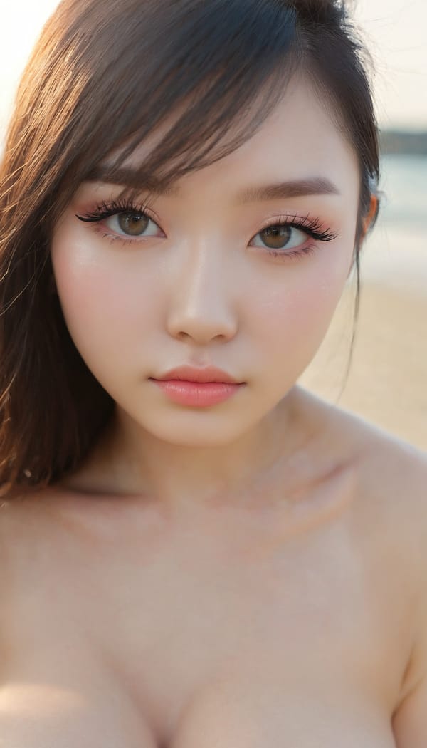 Tags: 21872187, SDXL
{"3": {"inputs": {"seed": 507125042994234, "steps": 64, "cfg": 5.12, "sampler_name": "dpmpp_2m", "scheduler": "karras", "denoise": 1.0, "model": ["27", 0], "positive": ["6", 0], "negative": ["7", 0], "latent_image": ["5", 0]}, "class_type": "KSampler"}, "4": {"inputs": {"ckpt_name": "juggernautxl.safetensors"}, "class_type": "CheckpointLoaderSimple"}, "5": {"inputs": {"width": 768, "height": 1344, "batch_size": 1}, "class_type": "EmptyLatentImage"}, "6": {"inputs": {"text": "21 year old girl, (ukrainian:1.12), (chinese:1.14), (eyelashes:1.13), (sexy lips:1.13), (seductive facial expression:1.09), (double eyelids:1.14), (blush:1.11), (pale skin:1.09), (idol:1.06), (beautiful eyes:1.10), (temptress:1.04), (detailed face:1.04), (cute:1.11), (seductive pose:1.04), (on all fours:1.00), (spreading ass cheeks:0.98), (from behind:1.13), (backboob:1.13), strolling (nude:1.02) at a beach, (textured skin:1.00), (RAW:1.08), (soft lighting:1.04), (skin fuzz:1.07), (film:1.06), (detailed skin:1.06), (candid cinema:1.03), (portra:1.03), (natural looking skin:1.01)", "clip": ["27", 1]}, "class_type": "CLIPTextEncode"}, "7": {"inputs": {"text": "(watermark:1.06), (low resolution:1.09), (twisted:1.09), (distorted:1.12), (bad hands:1.07), (open mouth:1.14), (worst quality:1.07)", "clip": ["27", 1]}, "class_type": "CLIPTextEncode"}, "8": {"inputs": {"samples": ["3", 0], "vae": ["4", 2]}, "class_type": "VAEDecode"}, "25": {"inputs": {"lora_name": "nudify_xl.safetensors", "strength_model": 0.09, "strength_clip": 0.18, "model": ["4", 0], "clip": ["4", 1]}, "class_type": "LoraLoader"}, "26": {"inputs": {"lora_name": "shirtlift_SDXL_v2.safetensors", "strength_model": 0.02, "strength_clip": 0.18, "model": ["25", 0], "clip": ["25", 1]}, "class_type": "LoraLoader"}, "27": {"inputs": {"lora_name": "PerfectEyesXL.safetensors", "strength_model": 0.15, "strength_clip": 0.11, "model": ["26", 0], "clip": ["26", 1]}, "class_type": "LoraLoader"}, "30": {"inputs": {"model_name": "4x_NMKD-Superscale-SP_178000_G.pth"}, "class_type": "UpscaleModelLoader"}, "31": {"inputs": {"upscale_model": ["30", 0], "image": ["8", 0]}, "class_type": "ImageUpscaleWithModel"}, "32": {"inputs": {"upscale_method": "lanczos", "scale_by": 0.5, "image": ["31", 0]}, "class_type": "ImageScaleBy"}, "33": {"inputs": {"pixels": ["32", 0], "vae": ["4", 2]}, "class_type": "VAEEncode"}, "34": {"inputs": {"seed": 507125042994234, "steps": 64, "cfg": 5.12, "sampler_name": "dpmpp_2m", "scheduler": "karras", "denoise": 0.3, "model": ["27", 0], "positive": ["6", 0], "negative": ["7", 0], "latent_image": ["33", 0]}, "class_type": "KSampler"}, "36": {"inputs": {"samples": ["34", 0], "vae": ["4", 2]}, "class_type": "VAEDecode"}, "39": {"inputs": {"filename_prefix": "comfyapi-1716715135065", "images": ["36", 0]}, "class_type": "SaveImage"}}