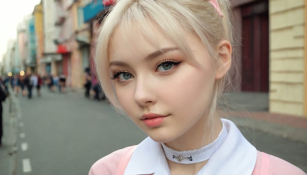 Tags: 21872187, SDXL
{"3": {"inputs": {"seed": 220921515117444, "steps": 32, "cfg": 5.56, "sampler_name": "dpmpp_2m", "scheduler": "karras", "denoise": 1.0, "model": ["27", 0], "positive": ["6", 0], "negative": ["7", 0], "latent_image": ["5", 0]}, "class_type": "KSampler"}, "4": {"inputs": {"ckpt_name": "juggernautxl.safetensors"}, "class_type": "CheckpointLoaderSimple"}, "5": {"inputs": {"width": 1344, "height": 768, "batch_size": 1}, "class_type": "EmptyLatentImage"}, "6": {"inputs": {"text": "21 year old girl, (russian:0.98), (idol:1.01), (cute:0.95), (slim:1.00), (double eyelids:1.01), (sexy lips:1.03), (temptress:1.06), (eyelashes:0.95), (seductive facial expression:0.96), (pale skin:0.98), (seductive pose:1.07), (beautiful eyes:1.06), (blush:1.09), (detailed face:1.12), (in a seductive pose:1.08), (large perky breasts:1.05), (cleavage:1.06), (thigh gap:1.05), (school uniform:1.07), choker, busy street, (candid cinema:1.08), (RAW:1.07), (soft lighting:1.02), (skin fuzz:1.00), (detailed skin:1.06), (portra:1.04), (film:1.00), (natural looking skin:1.01), (textured skin:1.07)", "clip": ["27", 1]}, "class_type": "CLIPTextEncode"}, "7": {"inputs": {"text": "(open mouth:1.13), (worst quality:1.05), (bad hands:1.11), (twisted:1.09), (distorted:1.07), (watermark:1.06), (low resolution:1.12)", "clip": ["27", 1]}, "class_type": "CLIPTextEncode"}, "8": {"inputs": {"samples": ["3", 0], "vae": ["4", 2]}, "class_type": "VAEDecode"}, "25": {"inputs": {"lora_name": "nudify_xl.safetensors", "strength_model": 0.23, "strength_clip": 0.39, "model": ["4", 0], "clip": ["4", 1]}, "class_type": "LoraLoader"}, "26": {"inputs": {"lora_name": "shirtlift_SDXL_v2.safetensors", "strength_model": 0.11, "strength_clip": 0.19, "model": ["25", 0], "clip": ["25", 1]}, "class_type": "LoraLoader"}, "27": {"inputs": {"lora_name": "PerfectEyesXL.safetensors", "strength_model": 0.0, "strength_clip": 0.17, "model": ["26", 0], "clip": ["26", 1]}, "class_type": "LoraLoader"}, "30": {"inputs": {"model_name": "4x_NMKD-Superscale-SP_178000_G.pth"}, "class_type": "UpscaleModelLoader"}, "31": {"inputs": {"upscale_model": ["30", 0], "image": ["8", 0]}, "class_type": "ImageUpscaleWithModel"}, "32": {"inputs": {"upscale_method": "lanczos", "scale_by": 0.5, "image": ["31", 0]}, "class_type": "ImageScaleBy"}, "33": {"inputs": {"pixels": ["32", 0], "vae": ["4", 2]}, "class_type": "VAEEncode"}, "34": {"inputs": {"seed": 220921515117444, "steps": 32, "cfg": 5.56, "sampler_name": "dpmpp_2m", "scheduler": "karras", "denoise": 0.3, "model": ["27", 0], "positive": ["6", 0], "negative": ["7", 0], "latent_image": ["33", 0]}, "class_type": "KSampler"}, "36": {"inputs": {"samples": ["34", 0], "vae": ["4", 2]}, "class_type": "VAEDecode"}, "39": {"inputs": {"filename_prefix": "comfyapi-1726536421571", "images": ["36", 0]}, "class_type": "SaveImage"}}