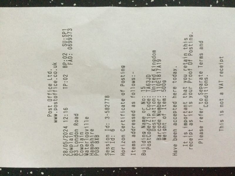 Tags: Proof Of Posting
