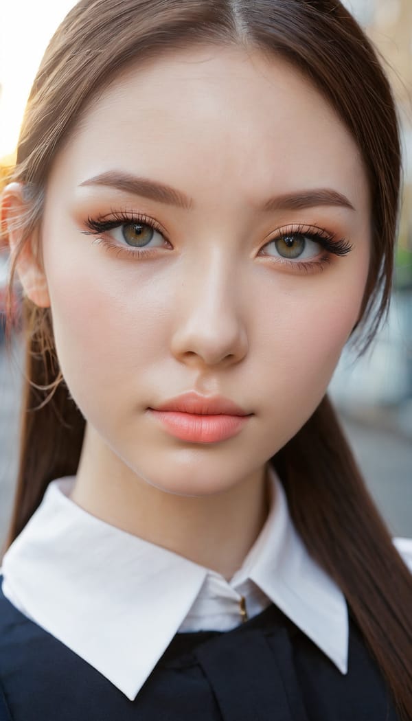 Tags: 21872187, SDXL
{"3": {"inputs": {"seed": 897584363005289, "steps": 32, "cfg": 7.2, "sampler_name": "dpmpp_2m", "scheduler": "karras", "denoise": 1.0, "model": ["27", 0], "positive": ["6", 0], "negative": ["7", 0], "latent_image": ["5", 0]}, "class_type": "KSampler"}, "4": {"inputs": {"ckpt_name": "juggernautxl.safetensors"}, "class_type": "CheckpointLoaderSimple"}, "5": {"inputs": {"width": 768, "height": 1344, "batch_size": 1}, "class_type": "EmptyLatentImage"}, "6": {"inputs": {"text": "26 year old girl, (sexy lips:1.10), (beautiful eyes:1.08), (seductive pose:1.02), (seductive facial expression:1.14), (detailed face:1.01), (cute:0.96), (double eyelids:1.13), (temptress:1.08), (eyelashes:0.99), (pale skin:1.13), (idol:1.00), (slim:1.11), (blush:1.08), (perky ass:1.03), (exposed ass:1.06), (looking back:1.01), (sexy ass:1.12), (thigh gap:1.00), (school uniform:1.06), choker, busy street, (film:1.08), (RAW:1.09), (textured skin:1.09), (portra:1.04), (detailed skin:1.09), (candid cinema:1.03), (skin fuzz:1.00), (soft lighting:1.09)", "clip": ["27", 1]}, "class_type": "CLIPTextEncode"}, "7": {"inputs": {"text": "(open mouth:1.06), (twisted:1.08), (distorted:1.09), (watermark:1.14), (worst quality:1.13), (bad hands:1.10), (low resolution:1.12)", "clip": ["27", 1]}, "class_type": "CLIPTextEncode"}, "8": {"inputs": {"samples": ["3", 0], "vae": ["4", 2]}, "class_type": "VAEDecode"}, "25": {"inputs": {"lora_name": "nudify_xl.safetensors", "strength_model": 0.05, "strength_clip": 0.11, "model": ["4", 0], "clip": ["4", 1]}, "class_type": "LoraLoader"}, "26": {"inputs": {"lora_name": "shirtlift_SDXL_v2.safetensors", "strength_model": 0.0, "strength_clip": 0.09, "model": ["25", 0], "clip": ["25", 1]}, "class_type": "LoraLoader"}, "27": {"inputs": {"lora_name": "PerfectEyesXL.safetensors", "strength_model": 0.09, "strength_clip": 0.0, "model": ["26", 0], "clip": ["26", 1]}, "class_type": "LoraLoader"}, "30": {"inputs": {"model_name": "4x_NMKD-Superscale-SP_178000_G.pth"}, "class_type": "UpscaleModelLoader"}, "31": {"inputs": {"upscale_model": ["30", 0], "image": ["8", 0]}, "class_type": "ImageUpscaleWithModel"}, "32": {"inputs": {"upscale_method": "lanczos", "scale_by": 0.5, "image": ["31", 0]}, "class_type": "ImageScaleBy"}, "33": {"inputs": {"pixels": ["32", 0], "vae": ["4", 2]}, "class_type": "VAEEncode"}, "34": {"inputs": {"seed": 897584363005289, "steps": 32, "cfg": 7.2, "sampler_name": "dpmpp_2m", "scheduler": "karras", "denoise": 0.3, "model": ["27", 0], "positive": ["6", 0], "negative": ["7", 0], "latent_image": ["33", 0]}, "class_type": "KSampler"}, "36": {"inputs": {"samples": ["34", 0], "vae": ["4", 2]}, "class_type": "VAEDecode"}, "39": {"inputs": {"filename_prefix": "comfyapi-1728277523800", "images": ["36", 0]}, "class_type": "SaveImage"}}