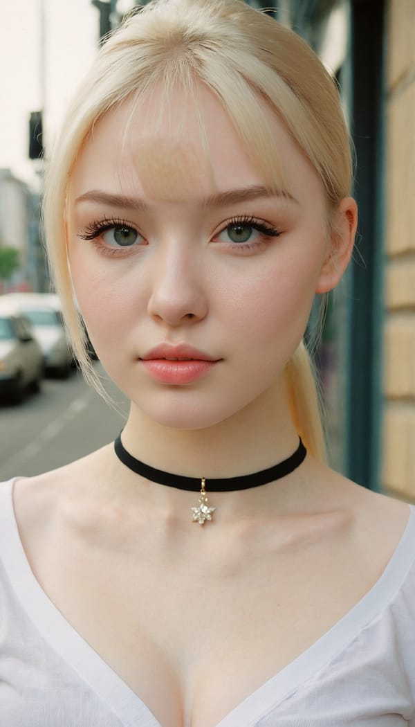 Tags: 21872187, SDXL
{"3": {"inputs": {"seed": 989408529203351, "steps": 32, "cfg": 7.57, "sampler_name": "dpmpp_2m", "scheduler": "karras", "denoise": 1.0, "model": ["27", 0], "positive": ["6", 0], "negative": ["7", 0], "latent_image": ["5", 0]}, "class_type": "KSampler"}, "4": {"inputs": {"ckpt_name": "juggernautxl.safetensors"}, "class_type": "CheckpointLoaderSimple"}, "5": {"inputs": {"width": 768, "height": 1344, "batch_size": 1}, "class_type": "EmptyLatentImage"}, "6": {"inputs": {"text": "22 year old girl, (russian:0.97), (sexy lips:1.03), (pale skin:1.08), (seductive facial expression:1.03), (seductive pose:1.11), (slim:1.05), (temptress:0.98), (blush:1.01), (detailed face:0.97), (cute:1.14), (idol:1.10), (eyelashes:1.04), (double eyelids:1.03), (in a seductive pose:1.01), (large perky breasts:0.96), (cleavage:1.09), (thigh gap:1.03), (school uniform:1.01), choker, busy street, (detailed skin:1.01), (candid cinema:1.08), (soft lighting:1.02), (RAW:1.00), (skin fuzz:1.04), (portra:1.02), (textured skin:1.01), (film:1.07), (natural looking skin:1.08)", "clip": ["27", 1]}, "class_type": "CLIPTextEncode"}, "7": {"inputs": {"text": "(open mouth:1.14), (low resolution:1.14), (watermark:1.06), (twisted:1.05), (bad hands:1.11), (distorted:1.08), (worst quality:1.13)", "clip": ["27", 1]}, "class_type": "CLIPTextEncode"}, "8": {"inputs": {"samples": ["3", 0], "vae": ["4", 2]}, "class_type": "VAEDecode"}, "25": {"inputs": {"lora_name": "nudify_xl.safetensors", "strength_model": 0.37, "strength_clip": 0.09, "model": ["4", 0], "clip": ["4", 1]}, "class_type": "LoraLoader"}, "26": {"inputs": {"lora_name": "shirtlift_SDXL_v2.safetensors", "strength_model": 0.06, "strength_clip": 0.09, "model": ["25", 0], "clip": ["25", 1]}, "class_type": "LoraLoader"}, "27": {"inputs": {"lora_name": "PerfectEyesXL.safetensors", "strength_model": 0.19, "strength_clip": 0.08, "model": ["26", 0], "clip": ["26", 1]}, "class_type": "LoraLoader"}, "30": {"inputs": {"model_name": "4x_NMKD-Superscale-SP_178000_G.pth"}, "class_type": "UpscaleModelLoader"}, "31": {"inputs": {"upscale_model": ["30", 0], "image": ["8", 0]}, "class_type": "ImageUpscaleWithModel"}, "32": {"inputs": {"upscale_method": "lanczos", "scale_by": 0.5, "image": ["31", 0]}, "class_type": "ImageScaleBy"}, "33": {"inputs": {"pixels": ["32", 0], "vae": ["4", 2]}, "class_type": "VAEEncode"}, "34": {"inputs": {"seed": 989408529203351, "steps": 32, "cfg": 7.57, "sampler_name": "dpmpp_2m", "scheduler": "karras", "denoise": 0.3, "model": ["27", 0], "positive": ["6", 0], "negative": ["7", 0], "latent_image": ["33", 0]}, "class_type": "KSampler"}, "36": {"inputs": {"samples": ["34", 0], "vae": ["4", 2]}, "class_type": "VAEDecode"}, "39": {"inputs": {"filename_prefix": "comfyapi-1731352842485", "images": ["36", 0]}, "class_type": "SaveImage"}}