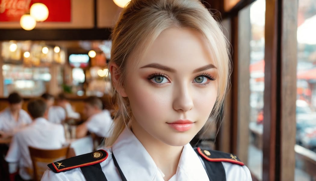 Tags: 21872187, SDXL
{"3": {"inputs": {"seed": 857317713238382, "steps": 64, "cfg": 6.0, "sampler_name": "dpmpp_2m", "scheduler": "karras", "denoise": 1.0, "model": ["27", 0], "positive": ["6", 0], "negative": ["7", 0], "latent_image": ["5", 0]}, "class_type": "KSampler"}, "4": {"inputs": {"ckpt_name": "juggernautxl.safetensors"}, "class_type": "CheckpointLoaderSimple"}, "5": {"inputs": {"width": 1344, "height": 768, "batch_size": 1}, "class_type": "EmptyLatentImage"}, "6": {"inputs": {"text": "24 year old girl, (ukrainian:1.04), (sexy lips:0.99), (double eyelids:1.10), (cute:1.07), (detailed face:1.05), (slim:0.95), (idol:1.10), (beautiful eyes:1.11), (blush:1.13), (seductive facial expression:1.01), (eyelashes:1.02), (seductive pose:1.08), (temptress:1.09), (pale skin:0.98), (in a seductive pose:1.14), (large perky breasts:1.00), (cleavage:1.06), (thigh gap:1.01), (a waitress in uniform:1.12) working at a restaurant, (textured skin:1.06), (portra:1.00), (soft lighting:1.02), (natural looking skin:1.07), (candid cinema:1.05), (detailed skin:1.01), (skin fuzz:1.09), (RAW:1.02), (film:1.01)", "clip": ["27", 1]}, "class_type": "CLIPTextEncode"}, "7": {"inputs": {"text": "(distorted:1.08), (worst quality:1.12), (open mouth:1.05), (bad hands:1.08), (watermark:1.09), (twisted:1.12), (low resolution:1.09)", "clip": ["27", 1]}, "class_type": "CLIPTextEncode"}, "8": {"inputs": {"samples": ["3", 0], "vae": ["4", 2]}, "class_type": "VAEDecode"}, "25": {"inputs": {"lora_name": "nudify_xl.safetensors", "strength_model": 0.29, "strength_clip": 0.11, "model": ["4", 0], "clip": ["4", 1]}, "class_type": "LoraLoader"}, "26": {"inputs": {"lora_name": "shirtlift_SDXL_v2.safetensors", "strength_model": 0.07, "strength_clip": 0.05, "model": ["25", 0], "clip": ["25", 1]}, "class_type": "LoraLoader"}, "27": {"inputs": {"lora_name": "PerfectEyesXL.safetensors", "strength_model": 0.08, "strength_clip": 0.07, "model": ["26", 0], "clip": ["26", 1]}, "class_type": "LoraLoader"}, "30": {"inputs": {"model_name": "4x_NMKD-Superscale-SP_178000_G.pth"}, "class_type": "UpscaleModelLoader"}, "31": {"inputs": {"upscale_model": ["30", 0], "image": ["8", 0]}, "class_type": "ImageUpscaleWithModel"}, "32": {"inputs": {"upscale_method": "lanczos", "scale_by": 0.5, "image": ["31", 0]}, "class_type": "ImageScaleBy"}, "33": {"inputs": {"pixels": ["32", 0], "vae": ["4", 2]}, "class_type": "VAEEncode"}, "34": {"inputs": {"seed": 857317713238382, "steps": 64, "cfg": 6.0, "sampler_name": "dpmpp_2m", "scheduler": "karras", "denoise": 0.3, "model": ["27", 0], "positive": ["6", 0], "negative": ["7", 0], "latent_image": ["33", 0]}, "class_type": "KSampler"}, "36": {"inputs": {"samples": ["34", 0], "vae": ["4", 2]}, "class_type": "VAEDecode"}, "39": {"inputs": {"filename_prefix": "comfyapi-1716156831268", "images": ["36", 0]}, "class_type": "SaveImage"}}