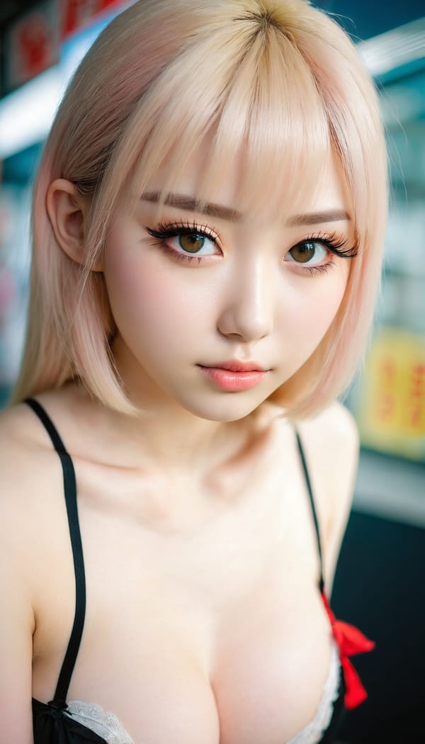 Tags: 21872187, SDXL
{"3": {"inputs": {"seed": 367585970315014, "steps": 32, "cfg": 7.64, "sampler_name": "dpmpp_2m", "scheduler": "karras", "denoise": 1.0, "model": ["27", 0], "positive": ["6", 0], "negative": ["7", 0], "latent_image": ["5", 0]}, "class_type": "KSampler"}, "4": {"inputs": {"ckpt_name": "juggernautxl.safetensors"}, "class_type": "CheckpointLoaderSimple"}, "5": {"inputs": {"width": 768, "height": 1344, "batch_size": 1}, "class_type": "EmptyLatentImage"}, "6": {"inputs": {"text": "20 year old girl, (eyelashes:1.11), (beautiful eyes:0.95), (detailed face:1.02), (temptress:1.13), (idol:1.14), (cute:1.07), (seductive facial expression:1.08), (double eyelids:1.06), (seductive pose:1.11), (pale skin:1.14), (sexy lips:1.06), (slim:1.04), (blush:0.99), (on all fours:0.97), (spreading ass cheeks:0.97), (from behind:1.00), (backboob:0.96), (in a cosplay:0.95) at comiket posing for camera, (candid cinema:1.02), (skin fuzz:1.07), (natural looking skin:1.04), (soft lighting:1.00), (RAW:1.05), (textured skin:1.01), (detailed skin:1.07), (film:1.02), (portra:1.03)", "clip": ["27", 1]}, "class_type": "CLIPTextEncode"}, "7": {"inputs": {"text": "(worst quality:1.08), (bad hands:1.05), (twisted:1.08), (watermark:1.09), (open mouth:1.14), (low resolution:1.11), (distorted:1.10)", "clip": ["27", 1]}, "class_type": "CLIPTextEncode"}, "8": {"inputs": {"samples": ["3", 0], "vae": ["4", 2]}, "class_type": "VAEDecode"}, "25": {"inputs": {"lora_name": "nudify_xl.safetensors", "strength_model": 0.14, "strength_clip": 0.08, "model": ["4", 0], "clip": ["4", 1]}, "class_type": "LoraLoader"}, "26": {"inputs": {"lora_name": "shirtlift_SDXL_v2.safetensors", "strength_model": 0.03, "strength_clip": 0.16, "model": ["25", 0], "clip": ["25", 1]}, "class_type": "LoraLoader"}, "27": {"inputs": {"lora_name": "PerfectEyesXL.safetensors", "strength_model": 0.16, "strength_clip": 0.13, "model": ["26", 0], "clip": ["26", 1]}, "class_type": "LoraLoader"}, "30": {"inputs": {"model_name": "4x_NMKD-Superscale-SP_178000_G.pth"}, "class_type": "UpscaleModelLoader"}, "31": {"inputs": {"upscale_model": ["30", 0], "image": ["8", 0]}, "class_type": "ImageUpscaleWithModel"}, "32": {"inputs": {"upscale_method": "lanczos", "scale_by": 0.5, "image": ["31", 0]}, "class_type": "ImageScaleBy"}, "33": {"inputs": {"pixels": ["32", 0], "vae": ["4", 2]}, "class_type": "VAEEncode"}, "34": {"inputs": {"seed": 367585970315014, "steps": 32, "cfg": 7.64, "sampler_name": "dpmpp_2m", "scheduler": "karras", "denoise": 0.3, "model": ["27", 0], "positive": ["6", 0], "negative": ["7", 0], "latent_image": ["33", 0]}, "class_type": "KSampler"}, "36": {"inputs": {"samples": ["34", 0], "vae": ["4", 2]}, "class_type": "VAEDecode"}, "39": {"inputs": {"filename_prefix": "comfyapi-1726750808041", "images": ["36", 0]}, "class_type": "SaveImage"}}